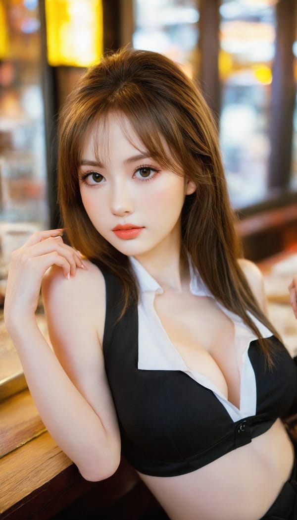 Tags: 21872187, SDXL
{"3": {"inputs": {"seed": 597990449494157, "steps": 64, "cfg": 5.04, "sampler_name": "dpmpp_2m", "scheduler": "karras", "denoise": 1.0, "model": ["27", 0], "positive": ["6", 0], "negative": ["7", 0], "latent_image": ["5", 0]}, "class_type": "KSampler"}, "4": {"inputs": {"ckpt_name": "helloworldxl.safetensors"}, "class_type": "CheckpointLoaderSimple"}, "5": {"inputs": {"width": 768, "height": 1344, "batch_size": 1}, "class_type": "EmptyLatentImage"}, "6": {"inputs": {"text": "21 year old girl, (russian:1.11), (ukrainian:1.05), (irish:1.13), (japanese:1.10), (pale skin:1.03), (detailed face:0.98), (double eyelids:1.03), (eyelashes:1.13), (seductive pose:1.00), (seductive facial expression:0.96), (beautiful eyes:1.11), (slim:1.01), (temptress:0.96), (cute:1.00), (blush:1.14), (sexy lips:1.02), (in a seductive pose:1.12), (large perky breasts:1.04), (cleavage:1.09), (thigh gap:1.09), (a waitress in uniform:0.95) working at a restaurant, (skin fuzz:1.06), (RAW:1.06), (natural looking skin:1.01), (candid cinema:1.02), (detailed skin:1.07), (film:1.00), (soft lighting:1.01), (portra:1.07)", "clip": ["27", 1]}, "class_type": "CLIPTextEncode"}, "7": {"inputs": {"text": "(open mouth:1.13), (bad hands:1.07), (distorted:1.12), (watermark:1.11), (twisted:1.08), (worst quality:1.08), (low resolution:1.09)", "clip": ["27", 1]}, "class_type": "CLIPTextEncode"}, "8": {"inputs": {"samples": ["3", 0], "vae": ["4", 2]}, "class_type": "VAEDecode"}, "25": {"inputs": {"lora_name": "nudify_xl.safetensors", "strength_model": 0.02, "strength_clip": 0.06, "model": ["4", 0], "clip": ["4", 1]}, "class_type": "LoraLoader"}, "26": {"inputs": {"lora_name": "shirtlift_SDXL_v2.safetensors", "strength_model": 0.03, "strength_clip": 0.08, "model": ["25", 0], "clip": ["25", 1]}, "class_type": "LoraLoader"}, "27": {"inputs": {"lora_name": "PerfectEyesXL.safetensors", "strength_model": 0.09, "strength_clip": 0.03, "model": ["26", 0], "clip": ["26", 1]}, "class_type": "LoraLoader"}, "30": {"inputs": {"model_name": "4x_NMKD-Superscale-SP_178000_G.pth"}, "class_type": "UpscaleModelLoader"}, "31": {"inputs": {"upscale_model": ["30", 0], "image": ["8", 0]}, "class_type": "ImageUpscaleWithModel"}, "32": {"inputs": {"upscale_method": "lanczos", "scale_by": 0.5, "image": ["31", 0]}, "class_type": "ImageScaleBy"}, "33": {"inputs": {"pixels": ["32", 0], "vae": ["4", 2]}, "class_type": "VAEEncode"}, "34": {"inputs": {"seed": 597990449494157, "steps": 64, "cfg": 5.04, "sampler_name": "dpmpp_2m", "scheduler": "karras", "denoise": 0.3, "model": ["27", 0], "positive": ["6", 0], "negative": ["7", 0], "latent_image": ["33", 0]}, "class_type": "KSampler"}, "36": {"inputs": {"samples": ["34", 0], "vae": ["4", 2]}, "class_type": "VAEDecode"}, "39": {"inputs": {"filename_prefix": "comfyapi-1733619515247", "images": ["36", 0]}, "class_type": "SaveImage"}}