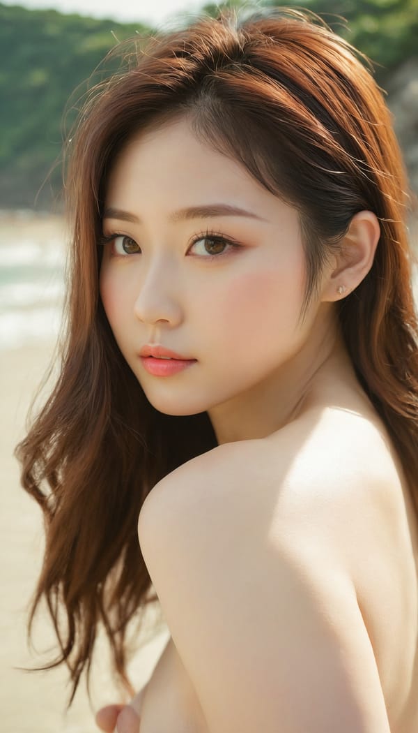 Tags: 21872187, SDXL
{"3": {"inputs": {"seed": 449790245082076, "steps": 32, "cfg": 5.17, "sampler_name": "dpmpp_2m", "scheduler": "karras", "denoise": 1.0, "model": ["27", 0], "positive": ["6", 0], "negative": ["7", 0], "latent_image": ["5", 0]}, "class_type": "KSampler"}, "4": {"inputs": {"ckpt_name": "juggernautxl.safetensors"}, "class_type": "CheckpointLoaderSimple"}, "5": {"inputs": {"width": 768, "height": 1344, "batch_size": 1}, "class_type": "EmptyLatentImage"}, "6": {"inputs": {"text": "24 year old girl, (taiwanese:1.10), (ukrainian:1.06), (cute:1.01), (seductive facial expression:1.05), (detailed face:1.01), (beautiful eyes:0.97), (idol:1.03), (seductive pose:1.00), (double eyelids:1.02), (blush:0.97), (temptress:1.10), (sexy lips:1.11), (pale skin:1.03), (slim:1.04), (on all fours:1.05), (spreading ass cheeks:1.10), (from behind:1.00), (backboob:1.14), wearing (bikini:0.99) at a beach, (textured skin:1.05), (skin fuzz:1.08), (detailed skin:1.04), (RAW:1.05), (candid cinema:1.04), (portra:1.01), (natural looking skin:1.00), (film:1.04), (soft lighting:1.00)", "clip": ["27", 1]}, "class_type": "CLIPTextEncode"}, "7": {"inputs": {"text": "(bad hands:1.05), (watermark:1.05), (worst quality:1.05), (open mouth:1.13), (twisted:1.07), (distorted:1.10), (low resolution:1.06)", "clip": ["27", 1]}, "class_type": "CLIPTextEncode"}, "8": {"inputs": {"samples": ["3", 0], "vae": ["4", 2]}, "class_type": "VAEDecode"}, "25": {"inputs": {"lora_name": "nudify_xl.safetensors", "strength_model": 0.13, "strength_clip": 0.05, "model": ["4", 0], "clip": ["4", 1]}, "class_type": "LoraLoader"}, "26": {"inputs": {"lora_name": "shirtlift_SDXL_v2.safetensors", "strength_model": 0.01, "strength_clip": 0.06, "model": ["25", 0], "clip": ["25", 1]}, "class_type": "LoraLoader"}, "27": {"inputs": {"lora_name": "PerfectEyesXL.safetensors", "strength_model": 0.04, "strength_clip": 0.13, "model": ["26", 0], "clip": ["26", 1]}, "class_type": "LoraLoader"}, "30": {"inputs": {"model_name": "4x_NMKD-Superscale-SP_178000_G.pth"}, "class_type": "UpscaleModelLoader"}, "31": {"inputs": {"upscale_model": ["30", 0], "image": ["8", 0]}, "class_type": "ImageUpscaleWithModel"}, "32": {"inputs": {"upscale_method": "lanczos", "scale_by": 0.5, "image": ["31", 0]}, "class_type": "ImageScaleBy"}, "33": {"inputs": {"pixels": ["32", 0], "vae": ["4", 2]}, "class_type": "VAEEncode"}, "34": {"inputs": {"seed": 449790245082076, "steps": 32, "cfg": 5.17, "sampler_name": "dpmpp_2m", "scheduler": "karras", "denoise": 0.3, "model": ["27", 0], "positive": ["6", 0], "negative": ["7", 0], "latent_image": ["33", 0]}, "class_type": "KSampler"}, "36": {"inputs": {"samples": ["34", 0], "vae": ["4", 2]}, "class_type": "VAEDecode"}, "39": {"inputs": {"filename_prefix": "comfyapi-1725355622265", "images": ["36", 0]}, "class_type": "SaveImage"}}