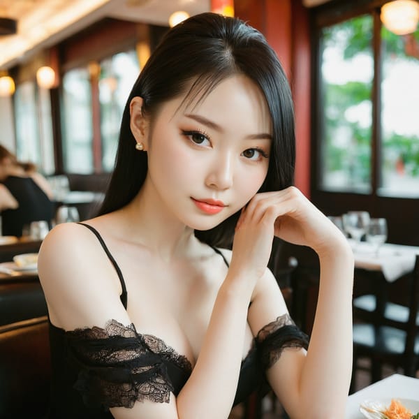 Tags: 21872187, SDXL
{"3": {"inputs": {"seed": 311273924495146, "steps": 32, "cfg": 6.59, "sampler_name": "dpmpp_2m", "scheduler": "karras", "denoise": 1.0, "model": ["27", 0], "positive": ["6", 0], "negative": ["7", 0], "latent_image": ["5", 0]}, "class_type": "KSampler"}, "4": {"inputs": {"ckpt_name": "juggernautxl.safetensors"}, "class_type": "CheckpointLoaderSimple"}, "5": {"inputs": {"width": 1024, "height": 1024, "batch_size": 1}, "class_type": "EmptyLatentImage"}, "6": {"inputs": {"text": "23 year old girl, (chinese:1.06), (russian:1.12), (pale skin:1.00), (seductive pose:1.13), (temptress:0.99), (beautiful eyes:1.06), (double eyelids:0.98), (blush:1.01), (slim:1.01), (sexy lips:1.06), (idol:1.04), (seductive facial expression:1.01), (eyelashes:1.14), (cute:0.98), (detailed face:1.11), (perky ass:1.05), (exposed ass:1.05), (looking back:1.00), (sexy ass:1.10), (thigh gap:1.03), (wearing a little black dress:0.97) at a fine dining restaurant, (detailed skin:1.01), (textured skin:1.01), (film:1.06), (RAW:1.00), (candid cinema:1.08), (skin fuzz:1.06), (soft lighting:1.02), (portra:1.07), (natural looking skin:1.08)", "clip": ["27", 1]}, "class_type": "CLIPTextEncode"}, "7": {"inputs": {"text": "(open mouth:1.11), (watermark:1.12), (low resolution:1.06), (twisted:1.14), (bad hands:1.06), (distorted:1.11), (worst quality:1.07)", "clip": ["27", 1]}, "class_type": "CLIPTextEncode"}, "8": {"inputs": {"samples": ["3", 0], "vae": ["4", 2]}, "class_type": "VAEDecode"}, "25": {"inputs": {"lora_name": "nudify_xl.safetensors", "strength_model": 0.31, "strength_clip": 0.28, "model": ["4", 0], "clip": ["4", 1]}, "class_type": "LoraLoader"}, "26": {"inputs": {"lora_name": "shirtlift_SDXL_v2.safetensors", "strength_model": 0.11, "strength_clip": 0.17, "model": ["25", 0], "clip": ["25", 1]}, "class_type": "LoraLoader"}, "27": {"inputs": {"lora_name": "PerfectEyesXL.safetensors", "strength_model": 0.16, "strength_clip": 0.04, "model": ["26", 0], "clip": ["26", 1]}, "class_type": "LoraLoader"}, "30": {"inputs": {"model_name": "4x_NMKD-Superscale-SP_178000_G.pth"}, "class_type": "UpscaleModelLoader"}, "31": {"inputs": {"upscale_model": ["30", 0], "image": ["8", 0]}, "class_type": "ImageUpscaleWithModel"}, "32": {"inputs": {"upscale_method": "lanczos", "scale_by": 0.5, "image": ["31", 0]}, "class_type": "ImageScaleBy"}, "33": {"inputs": {"pixels": ["32", 0], "vae": ["4", 2]}, "class_type": "VAEEncode"}, "34": {"inputs": {"seed": 311273924495146, "steps": 32, "cfg": 6.59, "sampler_name": "dpmpp_2m", "scheduler": "karras", "denoise": 0.3, "model": ["27", 0], "positive": ["6", 0], "negative": ["7", 0], "latent_image": ["33", 0]}, "class_type": "KSampler"}, "36": {"inputs": {"samples": ["34", 0], "vae": ["4", 2]}, "class_type": "VAEDecode"}, "39": {"inputs": {"filename_prefix": "comfyapi-1723929847382", "images": ["36", 0]}, "class_type": "SaveImage"}}