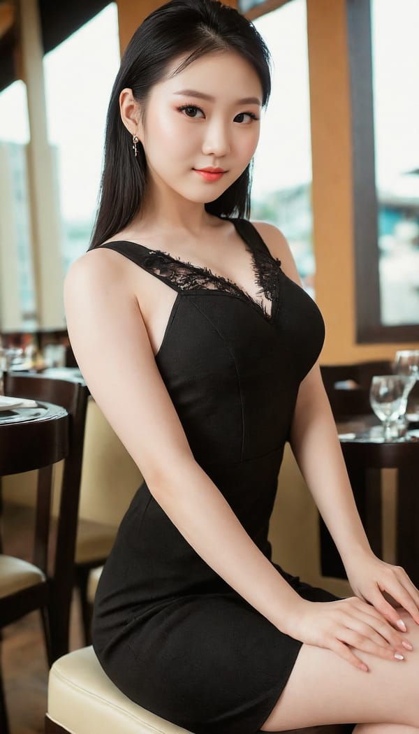 Tags: 21872187, SDXL
{"3": {"inputs": {"seed": 385973274690868, "steps": 32, "cfg": 5.32, "sampler_name": "dpmpp_2m", "scheduler": "karras", "denoise": 1.0, "model": ["27", 0], "positive": ["6", 0], "negative": ["7", 0], "latent_image": ["5", 0]}, "class_type": "KSampler"}, "4": {"inputs": {"ckpt_name": "juggernautXL_v8Rundiffusion.safetensors"}, "class_type": "CheckpointLoaderSimple"}, "5": {"inputs": {"width": 768, "height": 1344, "batch_size": 1}, "class_type": "EmptyLatentImage"}, "6": {"inputs": {"text": "20 year old girl, (chinese:1.02), (sexy lips:1.06), (eyelashes:1.14), (pale skin:0.97), (blush:1.13), (detailed face:1.12), (seductive pose:1.11), (slim:1.01), (double eyelids:1.06), (idol:0.97), (temptress:1.05), (seductive facial expression:1.10), (cute:0.95), (beautiful eyes:1.07), (in a seductive pose:1.00), (large perky breasts:1.03), (cleavage:0.97), (thigh gap:1.03), (wearing a little black dress:1.14) at a fine dining restaurant, (natural looking skin:1.08), (detailed skin:1.03), (film:1.05), (skin fuzz:1.04), (RAW:1.05), (textured skin:1.05), (soft lighting:1.00), (candid cinema:1.02)", "clip": ["27", 1]}, "class_type": "CLIPTextEncode"}, "7": {"inputs": {"text": "(low resolution:1.06), (open mouth:1.06), (worst quality:1.11), (watermark:1.13), (bad hands:1.07), (distorted:1.12), (twisted:1.08)", "clip": ["27", 1]}, "class_type": "CLIPTextEncode"}, "8": {"inputs": {"samples": ["3", 0], "vae": ["4", 2]}, "class_type": "VAEDecode"}, "25": {"inputs": {"lora_name": "nudify_xl.safetensors", "strength_model": 0.36, "strength_clip": 0.29, "model": ["4", 0], "clip": ["4", 1]}, "class_type": "LoraLoader"}, "26": {"inputs": {"lora_name": "shirtlift_SDXL_v2.safetensors", "strength_model": 0.12, "strength_clip": 0.19, "model": ["25", 0], "clip": ["25", 1]}, "class_type": "LoraLoader"}, "27": {"inputs": {"lora_name": "PerfectEyesXL.safetensors", "strength_model": 0.07, "strength_clip": 0.04, "model": ["26", 0], "clip": ["26", 1]}, "class_type": "LoraLoader"}, "30": {"inputs": {"model_name": "4x_NMKD-Superscale-SP_178000_G.pth"}, "class_type": "UpscaleModelLoader"}, "31": {"inputs": {"upscale_model": ["30", 0], "image": ["8", 0]}, "class_type": "ImageUpscaleWithModel"}, "32": {"inputs": {"upscale_method": "lanczos", "scale_by": 0.5, "image": ["31", 0]}, "class_type": "ImageScaleBy"}, "33": {"inputs": {"pixels": ["32", 0], "vae": ["4", 2]}, "class_type": "VAEEncode"}, "34": {"inputs": {"seed": 385973274690868, "steps": 32, "cfg": 5.32, "sampler_name": "dpmpp_2m", "scheduler": "karras", "denoise": 0.3, "model": ["27", 0], "positive": ["6", 0], "negative": ["7", 0], "latent_image": ["33", 0]}, "class_type": "KSampler"}, "36": {"inputs": {"samples": ["34", 0], "vae": ["4", 2]}, "class_type": "VAEDecode"}, "39": {"inputs": {"filename_prefix": "comfyapi-1707707608814", "images": ["36", 0]}, "class_type": "SaveImage"}}