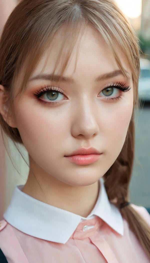 Tags: 21872187, SDXL
{"3": {"inputs": {"seed": 728233370046984, "steps": 32, "cfg": 5.2, "sampler_name": "dpmpp_2m", "scheduler": "karras", "denoise": 1.0, "model": ["27", 0], "positive": ["6", 0], "negative": ["7", 0], "latent_image": ["5", 0]}, "class_type": "KSampler"}, "4": {"inputs": {"ckpt_name": "juggernautxl.safetensors"}, "class_type": "CheckpointLoaderSimple"}, "5": {"inputs": {"width": 768, "height": 1344, "batch_size": 1}, "class_type": "EmptyLatentImage"}, "6": {"inputs": {"text": "23 year old girl, (russian:0.95), (detailed face:1.02), (sexy lips:1.05), (double eyelids:1.02), (cute:1.07), (idol:1.09), (blush:1.14), (eyelashes:1.12), (seductive pose:1.00), (seductive facial expression:1.13), (slim:1.08), (temptress:1.10), (pale skin:0.96), (beautiful eyes:1.13), (in a seductive pose:1.05), (large perky breasts:1.13), (cleavage:0.97), (thigh gap:1.09), (school uniform:1.11), choker, busy street, (RAW:1.06), (film:1.07), (detailed skin:1.08), (portra:1.05), (textured skin:1.08), (natural looking skin:1.05), (skin fuzz:1.00), (soft lighting:1.06), (candid cinema:1.06)", "clip": ["27", 1]}, "class_type": "CLIPTextEncode"}, "7": {"inputs": {"text": "(watermark:1.14), (worst quality:1.07), (open mouth:1.12), (bad hands:1.14), (low resolution:1.12), (twisted:1.12)", "clip": ["27", 1]}, "class_type": "CLIPTextEncode"}, "8": {"inputs": {"samples": ["3", 0], "vae": ["4", 2]}, "class_type": "VAEDecode"}, "25": {"inputs": {"lora_name": "nudify_xl.safetensors", "strength_model": 0.16, "strength_clip": 0.05, "model": ["4", 0], "clip": ["4", 1]}, "class_type": "LoraLoader"}, "26": {"inputs": {"lora_name": "shirtlift_SDXL_v2.safetensors", "strength_model": 0.04, "strength_clip": 0.1, "model": ["25", 0], "clip": ["25", 1]}, "class_type": "LoraLoader"}, "27": {"inputs": {"lora_name": "PerfectEyesXL.safetensors", "strength_model": 0.09, "strength_clip": 0.05, "model": ["26", 0], "clip": ["26", 1]}, "class_type": "LoraLoader"}, "30": {"inputs": {"model_name": "4x_NMKD-Superscale-SP_178000_G.pth"}, "class_type": "UpscaleModelLoader"}, "31": {"inputs": {"upscale_model": ["30", 0], "image": ["8", 0]}, "class_type": "ImageUpscaleWithModel"}, "32": {"inputs": {"upscale_method": "lanczos", "scale_by": 0.5, "image": ["31", 0]}, "class_type": "ImageScaleBy"}, "33": {"inputs": {"pixels": ["32", 0], "vae": ["4", 2]}, "class_type": "VAEEncode"}, "34": {"inputs": {"seed": 728233370046984, "steps": 32, "cfg": 5.2, "sampler_name": "dpmpp_2m", "scheduler": "karras", "denoise": 0.3, "model": ["27", 0], "positive": ["6", 0], "negative": ["7", 0], "latent_image": ["33", 0]}, "class_type": "KSampler"}, "36": {"inputs": {"samples": ["34", 0], "vae": ["4", 2]}, "class_type": "VAEDecode"}, "39": {"inputs": {"filename_prefix": "comfyapi-1715851189211", "images": ["36", 0]}, "class_type": "SaveImage"}}