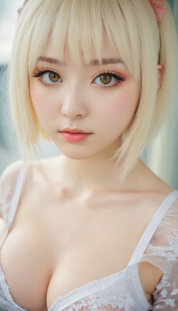 Tags: 21872187, SDXL
{"3": {"inputs": {"seed": 894331712290830, "steps": 32, "cfg": 5.17, "sampler_name": "dpmpp_2m", "scheduler": "karras", "denoise": 1.0, "model": ["27", 0], "positive": ["6", 0], "negative": ["7", 0], "latent_image": ["5", 0]}, "class_type": "KSampler"}, "4": {"inputs": {"ckpt_name": "juggernautxl.safetensors"}, "class_type": "CheckpointLoaderSimple"}, "5": {"inputs": {"width": 768, "height": 1344, "batch_size": 1}, "class_type": "EmptyLatentImage"}, "6": {"inputs": {"text": "19 year old girl, (ukrainian:1.11), (japanese:0.96), (slim:1.07), (beautiful eyes:1.09), (pale skin:1.08), (seductive facial expression:1.03), (cute:1.10), (idol:1.07), (eyelashes:1.07), (detailed face:0.98), (sexy lips:0.95), (seductive pose:1.10), (double eyelids:1.06), (blush:1.06), (in a seductive pose:0.97), (large perky breasts:1.09), (cleavage:1.02), (thigh gap:1.01), (in a cosplay:1.01) at comiket posing for camera, (candid cinema:1.04), (natural looking skin:1.04), (soft lighting:1.01), (RAW:1.07), (detailed skin:1.09), (skin fuzz:1.09), (film:1.03), (portra:1.01), (textured skin:1.07)", "clip": ["27", 1]}, "class_type": "CLIPTextEncode"}, "7": {"inputs": {"text": "(twisted:1.07), (worst quality:1.09), (watermark:1.09), (open mouth:1.11), (distorted:1.11), (bad hands:1.13), (low resolution:1.11)", "clip": ["27", 1]}, "class_type": "CLIPTextEncode"}, "8": {"inputs": {"samples": ["3", 0], "vae": ["4", 2]}, "class_type": "VAEDecode"}, "25": {"inputs": {"lora_name": "nudify_xl.safetensors", "strength_model": 0.02, "strength_clip": 0.04, "model": ["4", 0], "clip": ["4", 1]}, "class_type": "LoraLoader"}, "26": {"inputs": {"lora_name": "shirtlift_SDXL_v2.safetensors", "strength_model": 0.13, "strength_clip": 0.0, "model": ["25", 0], "clip": ["25", 1]}, "class_type": "LoraLoader"}, "27": {"inputs": {"lora_name": "PerfectEyesXL.safetensors", "strength_model": 0.09, "strength_clip": 0.13, "model": ["26", 0], "clip": ["26", 1]}, "class_type": "LoraLoader"}, "30": {"inputs": {"model_name": "4x_NMKD-Superscale-SP_178000_G.pth"}, "class_type": "UpscaleModelLoader"}, "31": {"inputs": {"upscale_model": ["30", 0], "image": ["8", 0]}, "class_type": "ImageUpscaleWithModel"}, "32": {"inputs": {"upscale_method": "lanczos", "scale_by": 0.5, "image": ["31", 0]}, "class_type": "ImageScaleBy"}, "33": {"inputs": {"pixels": ["32", 0], "vae": ["4", 2]}, "class_type": "VAEEncode"}, "34": {"inputs": {"seed": 894331712290830, "steps": 32, "cfg": 5.17, "sampler_name": "dpmpp_2m", "scheduler": "karras", "denoise": 0.3, "model": ["27", 0], "positive": ["6", 0], "negative": ["7", 0], "latent_image": ["33", 0]}, "class_type": "KSampler"}, "36": {"inputs": {"samples": ["34", 0], "vae": ["4", 2]}, "class_type": "VAEDecode"}, "39": {"inputs": {"filename_prefix": "comfyapi-1716387607060", "images": ["36", 0]}, "class_type": "SaveImage"}}