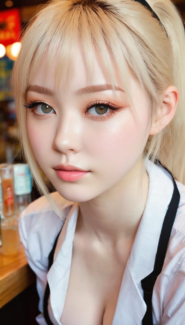 Tags: 21872187, SDXL
{"3": {"inputs": {"seed": 536541048804974, "steps": 64, "cfg": 7.53, "sampler_name": "dpmpp_2m", "scheduler": "karras", "denoise": 1.0, "model": ["27", 0], "positive": ["6", 0], "negative": ["7", 0], "latent_image": ["5", 0]}, "class_type": "KSampler"}, "4": {"inputs": {"ckpt_name": "juggernautxl.safetensors"}, "class_type": "CheckpointLoaderSimple"}, "5": {"inputs": {"width": 768, "height": 1344, "batch_size": 1}, "class_type": "EmptyLatentImage"}, "6": {"inputs": {"text": "18 year old girl, (temptress:0.97), (seductive pose:0.97), (sexy lips:0.95), (pale skin:1.14), (beautiful eyes:1.01), (slim:1.10), (blush:1.13), (double eyelids:1.06), (eyelashes:1.03), (cute:1.12), (idol:1.08), (detailed face:0.96), (on all fours:0.99), (spreading ass cheeks:1.03), (from behind:1.10), (backboob:1.09), (a waitress in uniform:0.95) working at a restaurant, (skin fuzz:1.07), (soft lighting:1.01), (RAW:1.02), (textured skin:1.02), (detailed skin:1.07), (portra:1.03), (candid cinema:1.03), (film:1.02), (natural looking skin:1.03)", "clip": ["27", 1]}, "class_type": "CLIPTextEncode"}, "7": {"inputs": {"text": "(twisted:1.07), (worst quality:1.11), (watermark:1.12), (open mouth:1.08), (bad hands:1.09), (distorted:1.07), (low resolution:1.05)", "clip": ["27", 1]}, "class_type": "CLIPTextEncode"}, "8": {"inputs": {"samples": ["3", 0], "vae": ["4", 2]}, "class_type": "VAEDecode"}, "25": {"inputs": {"lora_name": "nudify_xl.safetensors", "strength_model": 0.19, "strength_clip": 0.05, "model": ["4", 0], "clip": ["4", 1]}, "class_type": "LoraLoader"}, "26": {"inputs": {"lora_name": "shirtlift_SDXL_v2.safetensors", "strength_model": 0.18, "strength_clip": 0.03, "model": ["25", 0], "clip": ["25", 1]}, "class_type": "LoraLoader"}, "27": {"inputs": {"lora_name": "PerfectEyesXL.safetensors", "strength_model": 0.01, "strength_clip": 0.09, "model": ["26", 0], "clip": ["26", 1]}, "class_type": "LoraLoader"}, "30": {"inputs": {"model_name": "4x_NMKD-Superscale-SP_178000_G.pth"}, "class_type": "UpscaleModelLoader"}, "31": {"inputs": {"upscale_model": ["30", 0], "image": ["8", 0]}, "class_type": "ImageUpscaleWithModel"}, "32": {"inputs": {"upscale_method": "lanczos", "scale_by": 0.5, "image": ["31", 0]}, "class_type": "ImageScaleBy"}, "33": {"inputs": {"pixels": ["32", 0], "vae": ["4", 2]}, "class_type": "VAEEncode"}, "34": {"inputs": {"seed": 536541048804974, "steps": 64, "cfg": 7.53, "sampler_name": "dpmpp_2m", "scheduler": "karras", "denoise": 0.3, "model": ["27", 0], "positive": ["6", 0], "negative": ["7", 0], "latent_image": ["33", 0]}, "class_type": "KSampler"}, "36": {"inputs": {"samples": ["34", 0], "vae": ["4", 2]}, "class_type": "VAEDecode"}, "39": {"inputs": {"filename_prefix": "comfyapi-1718598138789", "images": ["36", 0]}, "class_type": "SaveImage"}}