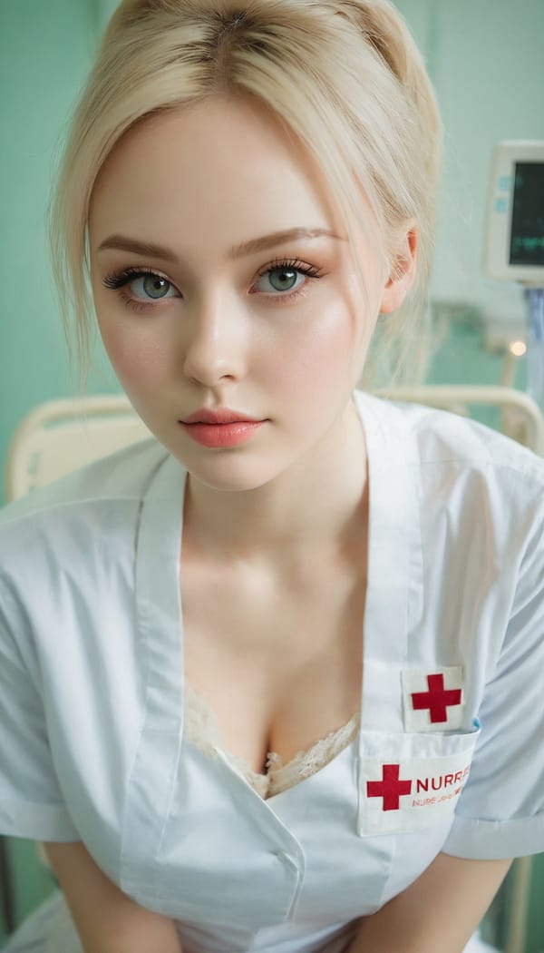 Tags: 21872187, SDXL
{"3": {"inputs": {"seed": 392157077266002, "steps": 64, "cfg": 5.36, "sampler_name": "dpmpp_2m", "scheduler": "karras", "denoise": 1.0, "model": ["27", 0], "positive": ["6", 0], "negative": ["7", 0], "latent_image": ["5", 0]}, "class_type": "KSampler"}, "4": {"inputs": {"ckpt_name": "juggernautxl.safetensors"}, "class_type": "CheckpointLoaderSimple"}, "5": {"inputs": {"width": 768, "height": 1344, "batch_size": 1}, "class_type": "EmptyLatentImage"}, "6": {"inputs": {"text": "22 year old girl, (ukrainian:0.95), (idol:1.09), (seductive pose:1.09), (pale skin:1.06), (beautiful eyes:1.05), (slim:1.00), (double eyelids:1.12), (eyelashes:1.04), (blush:1.12), (seductive facial expression:1.11), (detailed face:1.13), (sexy lips:1.13), (cute:0.97), (in a seductive pose:1.04), (large perky breasts:0.95), (cleavage:1.08), (thigh gap:1.06), (nurse in uniform:1.13) working in a hospital ward, (detailed skin:1.05), (natural looking skin:1.07), (soft lighting:1.05), (textured skin:1.06), (portra:1.06), (skin fuzz:1.09), (film:1.03), (candid cinema:1.08), (RAW:1.01)", "clip": ["27", 1]}, "class_type": "CLIPTextEncode"}, "7": {"inputs": {"text": "(twisted:1.12), (open mouth:1.11), (worst quality:1.14), (low resolution:1.14), (distorted:1.08), (bad hands:1.13), (watermark:1.06)", "clip": ["27", 1]}, "class_type": "CLIPTextEncode"}, "8": {"inputs": {"samples": ["3", 0], "vae": ["4", 2]}, "class_type": "VAEDecode"}, "25": {"inputs": {"lora_name": "nudify_xl.safetensors", "strength_model": 0.24, "strength_clip": 0.04, "model": ["4", 0], "clip": ["4", 1]}, "class_type": "LoraLoader"}, "26": {"inputs": {"lora_name": "shirtlift_SDXL_v2.safetensors", "strength_model": 0.17, "strength_clip": 0.07, "model": ["25", 0], "clip": ["25", 1]}, "class_type": "LoraLoader"}, "27": {"inputs": {"lora_name": "PerfectEyesXL.safetensors", "strength_model": 0.09, "strength_clip": 0.06, "model": ["26", 0], "clip": ["26", 1]}, "class_type": "LoraLoader"}, "30": {"inputs": {"model_name": "4x_NMKD-Superscale-SP_178000_G.pth"}, "class_type": "UpscaleModelLoader"}, "31": {"inputs": {"upscale_model": ["30", 0], "image": ["8", 0]}, "class_type": "ImageUpscaleWithModel"}, "32": {"inputs": {"upscale_method": "lanczos", "scale_by": 0.5, "image": ["31", 0]}, "class_type": "ImageScaleBy"}, "33": {"inputs": {"pixels": ["32", 0], "vae": ["4", 2]}, "class_type": "VAEEncode"}, "34": {"inputs": {"seed": 392157077266002, "steps": 64, "cfg": 5.36, "sampler_name": "dpmpp_2m", "scheduler": "karras", "denoise": 0.3, "model": ["27", 0], "positive": ["6", 0], "negative": ["7", 0], "latent_image": ["33", 0]}, "class_type": "KSampler"}, "36": {"inputs": {"samples": ["34", 0], "vae": ["4", 2]}, "class_type": "VAEDecode"}, "39": {"inputs": {"filename_prefix": "comfyapi-1716067416764", "images": ["36", 0]}, "class_type": "SaveImage"}}