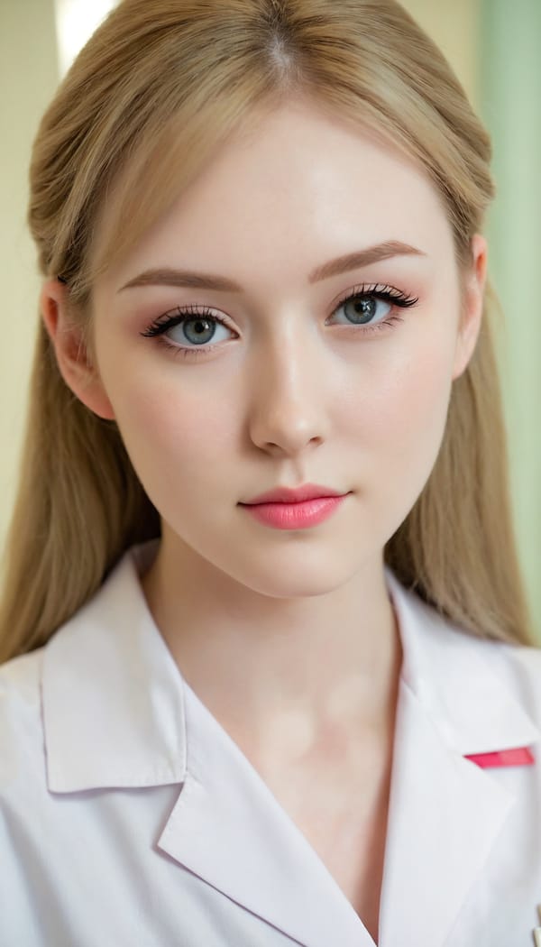 Tags: 21872187, SDXL
{"3": {"inputs": {"seed": 828646969774182, "steps": 32, "cfg": 5.58, "sampler_name": "dpmpp_2m", "scheduler": "karras", "denoise": 1.0, "model": ["27", 0], "positive": ["6", 0], "negative": ["7", 0], "latent_image": ["5", 0]}, "class_type": "KSampler"}, "4": {"inputs": {"ckpt_name": "juggernautXL_v8Rundiffusion.safetensors"}, "class_type": "CheckpointLoaderSimple"}, "5": {"inputs": {"width": 768, "height": 1344, "batch_size": 1}, "class_type": "EmptyLatentImage"}, "6": {"inputs": {"text": "27 year old girl, (blush:1.00), (pale skin:0.96), (beautiful eyes:0.97), (detailed face:0.95), (sexy lips:0.99), (double eyelids:1.14), (cute:1.14), (eyelashes:1.00), (temptress:1.03), (seductive pose:1.02), (slim:0.97), (idol:1.14), (seductive facial expression:0.95), (in a seductive pose:1.12), (large perky breasts:1.02), (cleavage:1.03), (thigh gap:0.99), (nurse in uniform:1.05) working in a hospital ward, (soft lighting:1.04), (candid cinema:1.09), (textured skin:1.04), (RAW:1.02), (skin fuzz:1.05), (detailed skin:1.01), (natural looking skin:1.05), (film:1.09), (portra:1.02)", "clip": ["27", 1]}, "class_type": "CLIPTextEncode"}, "7": {"inputs": {"text": "(distorted:1.09), (twisted:1.07), (low resolution:1.09), (open mouth:1.14), (watermark:1.14), (worst quality:1.07), (bad hands:1.07)", "clip": ["27", 1]}, "class_type": "CLIPTextEncode"}, "8": {"inputs": {"samples": ["3", 0], "vae": ["4", 2]}, "class_type": "VAEDecode"}, "25": {"inputs": {"lora_name": "nudify_xl.safetensors", "strength_model": 0.18, "strength_clip": 0.38, "model": ["4", 0], "clip": ["4", 1]}, "class_type": "LoraLoader"}, "26": {"inputs": {"lora_name": "shirtlift_SDXL_v2.safetensors", "strength_model": 0.01, "strength_clip": 0.08, "model": ["25", 0], "clip": ["25", 1]}, "class_type": "LoraLoader"}, "27": {"inputs": {"lora_name": "PerfectEyesXL.safetensors", "strength_model": 0.06, "strength_clip": 0.04, "model": ["26", 0], "clip": ["26", 1]}, "class_type": "LoraLoader"}, "30": {"inputs": {"model_name": "4x_NMKD-Superscale-SP_178000_G.pth"}, "class_type": "UpscaleModelLoader"}, "31": {"inputs": {"upscale_model": ["30", 0], "image": ["8", 0]}, "class_type": "ImageUpscaleWithModel"}, "32": {"inputs": {"upscale_method": "lanczos", "scale_by": 0.5, "image": ["31", 0]}, "class_type": "ImageScaleBy"}, "33": {"inputs": {"pixels": ["32", 0], "vae": ["4", 2]}, "class_type": "VAEEncode"}, "34": {"inputs": {"seed": 828646969774182, "steps": 32, "cfg": 5.58, "sampler_name": "dpmpp_2m", "scheduler": "karras", "denoise": 0.3, "model": ["27", 0], "positive": ["6", 0], "negative": ["7", 0], "latent_image": ["33", 0]}, "class_type": "KSampler"}, "36": {"inputs": {"samples": ["34", 0], "vae": ["4", 2]}, "class_type": "VAEDecode"}, "39": {"inputs": {"filename_prefix": "comfyapi-1707797051258", "images": ["36", 0]}, "class_type": "SaveImage"}}