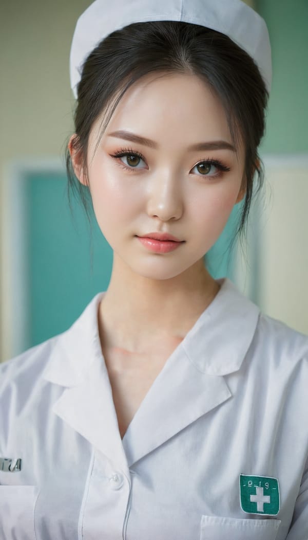 Tags: 21872187, SDXL
{"3": {"inputs": {"seed": 722409319134861, "steps": 64, "cfg": 5.36, "sampler_name": "dpmpp_2m", "scheduler": "karras", "denoise": 1.0, "model": ["27", 0], "positive": ["6", 0], "negative": ["7", 0], "latent_image": ["5", 0]}, "class_type": "KSampler"}, "4": {"inputs": {"ckpt_name": "juggernautxl.safetensors"}, "class_type": "CheckpointLoaderSimple"}, "5": {"inputs": {"width": 768, "height": 1344, "batch_size": 1}, "class_type": "EmptyLatentImage"}, "6": {"inputs": {"text": "20 year old girl, (ukrainian:1.04), (chinese:1.03), (eyelashes:1.03), (idol:1.05), (sexy lips:1.00), (double eyelids:0.95), (beautiful eyes:1.08), (temptress:1.05), (slim:1.04), (pale skin:1.07), (seductive facial expression:1.04), (detailed face:0.98), (blush:1.14), (seductive pose:1.13), (cute:1.06), (perky ass:0.99), (exposed ass:0.96), (looking back:1.06), (sexy ass:1.13), (thigh gap:1.14), (nurse in uniform:1.14) working in a hospital ward, (textured skin:1.02), (soft lighting:1.08), (detailed skin:1.01), (skin fuzz:1.00), (film:1.03), (RAW:1.05), (candid cinema:1.05), (natural looking skin:1.00), (portra:1.03)", "clip": ["27", 1]}, "class_type": "CLIPTextEncode"}, "7": {"inputs": {"text": "(bad hands:1.13), (open mouth:1.11), (watermark:1.08), (worst quality:1.11), (twisted:1.11), (distorted:1.11), (low resolution:1.13)", "clip": ["27", 1]}, "class_type": "CLIPTextEncode"}, "8": {"inputs": {"samples": ["3", 0], "vae": ["4", 2]}, "class_type": "VAEDecode"}, "25": {"inputs": {"lora_name": "nudify_xl.safetensors", "strength_model": 0.15, "strength_clip": 0.32, "model": ["4", 0], "clip": ["4", 1]}, "class_type": "LoraLoader"}, "26": {"inputs": {"lora_name": "shirtlift_SDXL_v2.safetensors", "strength_model": 0.08, "strength_clip": 0.02, "model": ["25", 0], "clip": ["25", 1]}, "class_type": "LoraLoader"}, "27": {"inputs": {"lora_name": "PerfectEyesXL.safetensors", "strength_model": 0.09, "strength_clip": 0.03, "model": ["26", 0], "clip": ["26", 1]}, "class_type": "LoraLoader"}, "30": {"inputs": {"model_name": "4x_NMKD-Superscale-SP_178000_G.pth"}, "class_type": "UpscaleModelLoader"}, "31": {"inputs": {"upscale_model": ["30", 0], "image": ["8", 0]}, "class_type": "ImageUpscaleWithModel"}, "32": {"inputs": {"upscale_method": "lanczos", "scale_by": 0.5, "image": ["31", 0]}, "class_type": "ImageScaleBy"}, "33": {"inputs": {"pixels": ["32", 0], "vae": ["4", 2]}, "class_type": "VAEEncode"}, "34": {"inputs": {"seed": 722409319134861, "steps": 64, "cfg": 5.36, "sampler_name": "dpmpp_2m", "scheduler": "karras", "denoise": 0.3, "model": ["27", 0], "positive": ["6", 0], "negative": ["7", 0], "latent_image": ["33", 0]}, "class_type": "KSampler"}, "36": {"inputs": {"samples": ["34", 0], "vae": ["4", 2]}, "class_type": "VAEDecode"}, "39": {"inputs": {"filename_prefix": "comfyapi-1724646047820", "images": ["36", 0]}, "class_type": "SaveImage"}}