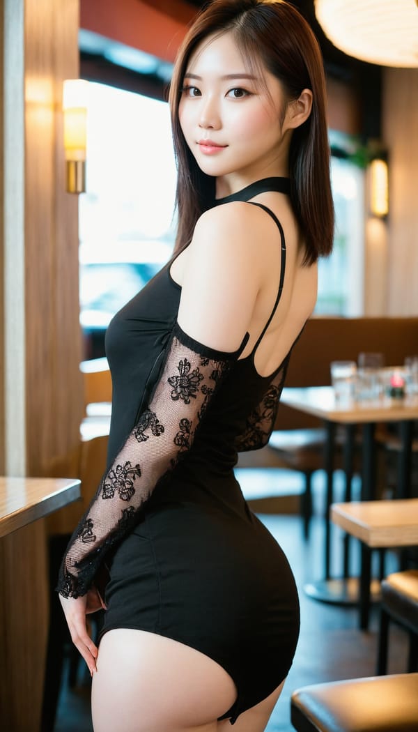 Tags: 21872187, SDXL
{"3": {"inputs": {"seed": 307518182082241, "steps": 32, "cfg": 7.49, "sampler_name": "dpmpp_2m", "scheduler": "karras", "denoise": 1.0, "model": ["27", 0], "positive": ["6", 0], "negative": ["7", 0], "latent_image": ["5", 0]}, "class_type": "KSampler"}, "4": {"inputs": {"ckpt_name": "juggernautxl.safetensors"}, "class_type": "CheckpointLoaderSimple"}, "5": {"inputs": {"width": 768, "height": 1344, "batch_size": 1}, "class_type": "EmptyLatentImage"}, "6": {"inputs": {"text": "26 year old girl, (taiwanese:1.01), (seductive facial expression:1.14), (detailed face:0.97), (double eyelids:1.06), (beautiful eyes:1.11), (eyelashes:1.06), (pale skin:1.04), (cute:1.13), (idol:0.98), (temptress:1.11), (sexy lips:0.95), (blush:1.13), (slim:1.10), (seductive pose:0.98), (perky ass:1.10), (exposed ass:1.02), (looking back:1.09), (sexy ass:1.14), (thigh gap:1.03), (wearing a little black dress:0.95) at a fine dining restaurant, (RAW:1.07), (portra:1.08), (detailed skin:1.07), (soft lighting:1.03), (film:1.09), (natural looking skin:1.02), (textured skin:1.09), (skin fuzz:1.04), (candid cinema:1.09)", "clip": ["27", 1]}, "class_type": "CLIPTextEncode"}, "7": {"inputs": {"text": "(twisted:1.06), (open mouth:1.10), (distorted:1.13), (bad hands:1.11), (low resolution:1.10), (worst quality:1.13), (watermark:1.06)", "clip": ["27", 1]}, "class_type": "CLIPTextEncode"}, "8": {"inputs": {"samples": ["3", 0], "vae": ["4", 2]}, "class_type": "VAEDecode"}, "25": {"inputs": {"lora_name": "nudify_xl.safetensors", "strength_model": 0.34, "strength_clip": 0.1, "model": ["4", 0], "clip": ["4", 1]}, "class_type": "LoraLoader"}, "26": {"inputs": {"lora_name": "shirtlift_SDXL_v2.safetensors", "strength_model": 0.05, "strength_clip": 0.1, "model": ["25", 0], "clip": ["25", 1]}, "class_type": "LoraLoader"}, "27": {"inputs": {"lora_name": "PerfectEyesXL.safetensors", "strength_model": 0.07, "strength_clip": 0.03, "model": ["26", 0], "clip": ["26", 1]}, "class_type": "LoraLoader"}, "30": {"inputs": {"model_name": "4x_NMKD-Superscale-SP_178000_G.pth"}, "class_type": "UpscaleModelLoader"}, "31": {"inputs": {"upscale_model": ["30", 0], "image": ["8", 0]}, "class_type": "ImageUpscaleWithModel"}, "32": {"inputs": {"upscale_method": "lanczos", "scale_by": 0.5, "image": ["31", 0]}, "class_type": "ImageScaleBy"}, "33": {"inputs": {"pixels": ["32", 0], "vae": ["4", 2]}, "class_type": "VAEEncode"}, "34": {"inputs": {"seed": 307518182082241, "steps": 32, "cfg": 7.49, "sampler_name": "dpmpp_2m", "scheduler": "karras", "denoise": 0.3, "model": ["27", 0], "positive": ["6", 0], "negative": ["7", 0], "latent_image": ["33", 0]}, "class_type": "KSampler"}, "36": {"inputs": {"samples": ["34", 0], "vae": ["4", 2]}, "class_type": "VAEDecode"}, "39": {"inputs": {"filename_prefix": "comfyapi-1725177960018", "images": ["36", 0]}, "class_type": "SaveImage"}}