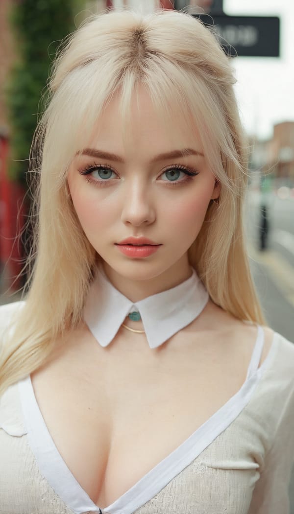 Tags: 21872187, SDXL
{"3": {"inputs": {"seed": 867202864419559, "steps": 32, "cfg": 5.49, "sampler_name": "dpmpp_2m", "scheduler": "karras", "denoise": 1.0, "model": ["27", 0], "positive": ["6", 0], "negative": ["7", 0], "latent_image": ["5", 0]}, "class_type": "KSampler"}, "4": {"inputs": {"ckpt_name": "juggernautxl.safetensors"}, "class_type": "CheckpointLoaderSimple"}, "5": {"inputs": {"width": 768, "height": 1344, "batch_size": 1}, "class_type": "EmptyLatentImage"}, "6": {"inputs": {"text": "25 year old girl, (irish:1.13), (sexy lips:1.09), (cute:1.13), (seductive pose:1.07), (beautiful eyes:1.12), (detailed face:1.02), (pale skin:0.97), (eyelashes:1.00), (blush:1.10), (slim:1.11), (double eyelids:1.10), (seductive facial expression:0.97), (idol:0.95), (temptress:1.02), (in a seductive pose:0.96), (large perky breasts:1.03), (cleavage:1.14), (thigh gap:1.08), (school uniform:0.95), choker, busy street, (film:1.03), (textured skin:1.07), (skin fuzz:1.02), (soft lighting:1.02), (portra:1.01), (candid cinema:1.04), (RAW:1.02), (detailed skin:1.03), (natural looking skin:1.06)", "clip": ["27", 1]}, "class_type": "CLIPTextEncode"}, "7": {"inputs": {"text": "(watermark:1.09), (distorted:1.11), (bad hands:1.11), (low resolution:1.12), (open mouth:1.13), (worst quality:1.14), (twisted:1.12)", "clip": ["27", 1]}, "class_type": "CLIPTextEncode"}, "8": {"inputs": {"samples": ["3", 0], "vae": ["4", 2]}, "class_type": "VAEDecode"}, "25": {"inputs": {"lora_name": "nudify_xl.safetensors", "strength_model": 0.12, "strength_clip": 0.15, "model": ["4", 0], "clip": ["4", 1]}, "class_type": "LoraLoader"}, "26": {"inputs": {"lora_name": "shirtlift_SDXL_v2.safetensors", "strength_model": 0.0, "strength_clip": 0.1, "model": ["25", 0], "clip": ["25", 1]}, "class_type": "LoraLoader"}, "27": {"inputs": {"lora_name": "PerfectEyesXL.safetensors", "strength_model": 0.15, "strength_clip": 0.08, "model": ["26", 0], "clip": ["26", 1]}, "class_type": "LoraLoader"}, "30": {"inputs": {"model_name": "4x_NMKD-Superscale-SP_178000_G.pth"}, "class_type": "UpscaleModelLoader"}, "31": {"inputs": {"upscale_model": ["30", 0], "image": ["8", 0]}, "class_type": "ImageUpscaleWithModel"}, "32": {"inputs": {"upscale_method": "lanczos", "scale_by": 0.5, "image": ["31", 0]}, "class_type": "ImageScaleBy"}, "33": {"inputs": {"pixels": ["32", 0], "vae": ["4", 2]}, "class_type": "VAEEncode"}, "34": {"inputs": {"seed": 867202864419559, "steps": 32, "cfg": 5.49, "sampler_name": "dpmpp_2m", "scheduler": "karras", "denoise": 0.3, "model": ["27", 0], "positive": ["6", 0], "negative": ["7", 0], "latent_image": ["33", 0]}, "class_type": "KSampler"}, "36": {"inputs": {"samples": ["34", 0], "vae": ["4", 2]}, "class_type": "VAEDecode"}, "39": {"inputs": {"filename_prefix": "comfyapi-1714220940919", "images": ["36", 0]}, "class_type": "SaveImage"}}