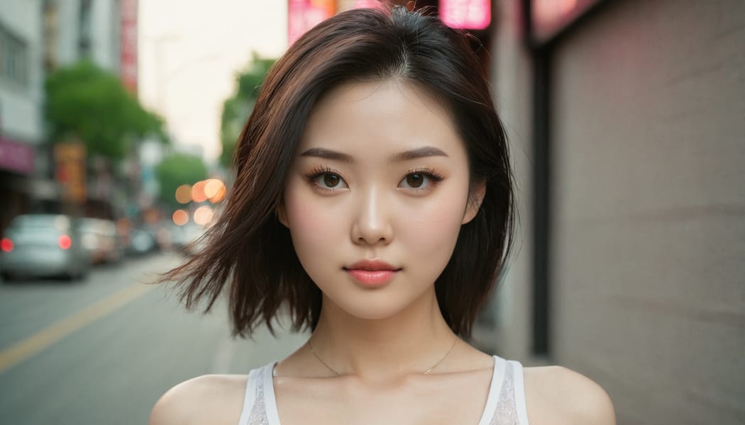 Tags: 21872187, SDXL
{"3": {"inputs": {"seed": 239953382686422, "steps": 64, "cfg": 6.46, "sampler_name": "dpmpp_2m", "scheduler": "karras", "denoise": 1.0, "model": ["27", 0], "positive": ["6", 0], "negative": ["7", 0], "latent_image": ["5", 0]}, "class_type": "KSampler"}, "4": {"inputs": {"ckpt_name": "juggernautxl.safetensors"}, "class_type": "CheckpointLoaderSimple"}, "5": {"inputs": {"width": 1344, "height": 768, "batch_size": 1}, "class_type": "EmptyLatentImage"}, "6": {"inputs": {"text": "27 year old girl, (chinese:1.11), (ukrainian:0.99), (blush:1.02), (detailed face:0.96), (eyelashes:1.01), (slim:1.10), (pale skin:1.13), (temptress:0.97), (seductive facial expression:1.02), (seductive pose:1.05), (cute:0.98), (double eyelids:0.97), (sexy lips:1.03), (beautiful eyes:1.08), (in a seductive pose:1.08), (large perky breasts:0.98), (cleavage:1.10), (thigh gap:0.97), (white tanktop:0.96), busy street, (detailed skin:1.09), (natural looking skin:1.00), (soft lighting:1.01), (textured skin:1.07), (candid cinema:1.01), (film:1.03), (RAW:1.07), (portra:1.08), (skin fuzz:1.04)", "clip": ["27", 1]}, "class_type": "CLIPTextEncode"}, "7": {"inputs": {"text": "(open mouth:1.13), (bad hands:1.06), (low resolution:1.10), (watermark:1.08), (distorted:1.13), (worst quality:1.05), (twisted:1.14)", "clip": ["27", 1]}, "class_type": "CLIPTextEncode"}, "8": {"inputs": {"samples": ["3", 0], "vae": ["4", 2]}, "class_type": "VAEDecode"}, "25": {"inputs": {"lora_name": "nudify_xl.safetensors", "strength_model": 0.24, "strength_clip": 0.09, "model": ["4", 0], "clip": ["4", 1]}, "class_type": "LoraLoader"}, "26": {"inputs": {"lora_name": "shirtlift_SDXL_v2.safetensors", "strength_model": 0.16, "strength_clip": 0.02, "model": ["25", 0], "clip": ["25", 1]}, "class_type": "LoraLoader"}, "27": {"inputs": {"lora_name": "PerfectEyesXL.safetensors", "strength_model": 0.05, "strength_clip": 0.06, "model": ["26", 0], "clip": ["26", 1]}, "class_type": "LoraLoader"}, "30": {"inputs": {"model_name": "4x_NMKD-Superscale-SP_178000_G.pth"}, "class_type": "UpscaleModelLoader"}, "31": {"inputs": {"upscale_model": ["30", 0], "image": ["8", 0]}, "class_type": "ImageUpscaleWithModel"}, "32": {"inputs": {"upscale_method": "lanczos", "scale_by": 0.5, "image": ["31", 0]}, "class_type": "ImageScaleBy"}, "33": {"inputs": {"pixels": ["32", 0], "vae": ["4", 2]}, "class_type": "VAEEncode"}, "34": {"inputs": {"seed": 239953382686422, "steps": 64, "cfg": 6.46, "sampler_name": "dpmpp_2m", "scheduler": "karras", "denoise": 0.3, "model": ["27", 0], "positive": ["6", 0], "negative": ["7", 0], "latent_image": ["33", 0]}, "class_type": "KSampler"}, "36": {"inputs": {"samples": ["34", 0], "vae": ["4", 2]}, "class_type": "VAEDecode"}, "39": {"inputs": {"filename_prefix": "comfyapi-1718864747345", "images": ["36", 0]}, "class_type": "SaveImage"}}