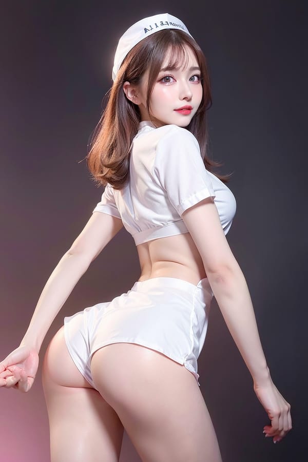 Tags: 21872187
<lora:JapaneseDollLikeness_v15:0.54>, <lora:taiwanDollLikeness_v20:0.37>, <lora:YaeMiko_Test:0.42>, (ukrainian:0.94), (nurse outfit:1.17), hospital ward, (perky ass:1.09), (exposed ass:1.01), (looking back:0.96), <lora:Addams:0.32>, extremely detailed face, cute, (photorealistic:1.04), sexy lips, seductive smile, eyelashes, pale skin, textured skin, 4K, RAW, best quality, hyper realistic, (long slim legs:0.98), 1girl, (dramatic:1.03)
Negative prompt: paintings, (worst quality:2.00)
Steps: 48, Sampler: DPM++ 2M Karras, CFG scale: 7.25, Seed: 2442279964, Size: 512x768, Model hash: fc2511737a, Model: chilloutmix_NiPrunedFp32Fix, Seed resize from: -1x-1, Denoising strength: 0.4, Version: v1.2.1, Hires upscale: 2.0, Hires steps: 16, Hires upscaler: ESRGAN_4x