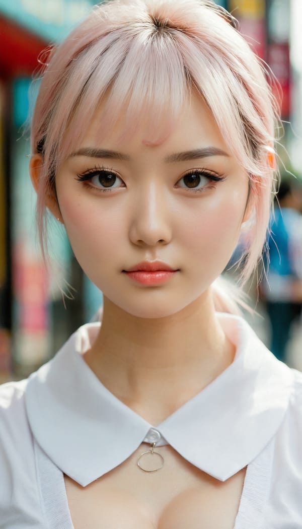 Tags: 21872187, SDXL
{"3": {"inputs": {"seed": 815221085785472, "steps": 32, "cfg": 7.62, "sampler_name": "dpmpp_2m", "scheduler": "karras", "denoise": 1.0, "model": ["27", 0], "positive": ["6", 0], "negative": ["7", 0], "latent_image": ["5", 0]}, "class_type": "KSampler"}, "4": {"inputs": {"ckpt_name": "juggernautxl.safetensors"}, "class_type": "CheckpointLoaderSimple"}, "5": {"inputs": {"width": 768, "height": 1344, "batch_size": 1}, "class_type": "EmptyLatentImage"}, "6": {"inputs": {"text": "25 year old girl, (taiwanese:0.98), (russian:1.06), (sexy lips:0.97), (seductive facial expression:0.96), (blush:1.02), (cute:1.01), (eyelashes:1.08), (slim:1.10), (pale skin:0.99), (double eyelids:0.99), (seductive pose:1.12), (detailed face:0.98), (idol:1.01), (beautiful eyes:1.04), (temptress:1.05), (in a seductive pose:1.14), (large perky breasts:1.08), (cleavage:0.99), (thigh gap:1.00), (school uniform:0.97), choker, busy street, (skin fuzz:1.00), (RAW:1.09), (candid cinema:1.09), (textured skin:1.04), (detailed skin:1.02), (film:1.08), (portra:1.07), (soft lighting:1.09)", "clip": ["27", 1]}, "class_type": "CLIPTextEncode"}, "7": {"inputs": {"text": "(open mouth:1.13), (worst quality:1.05), (bad hands:1.08), (distorted:1.09), (twisted:1.12), (watermark:1.06), (low resolution:1.08)", "clip": ["27", 1]}, "class_type": "CLIPTextEncode"}, "8": {"inputs": {"samples": ["3", 0], "vae": ["4", 2]}, "class_type": "VAEDecode"}, "25": {"inputs": {"lora_name": "nudify_xl.safetensors", "strength_model": 0.39, "strength_clip": 0.07, "model": ["4", 0], "clip": ["4", 1]}, "class_type": "LoraLoader"}, "26": {"inputs": {"lora_name": "shirtlift_SDXL_v2.safetensors", "strength_model": 0.1, "strength_clip": 0.04, "model": ["25", 0], "clip": ["25", 1]}, "class_type": "LoraLoader"}, "27": {"inputs": {"lora_name": "PerfectEyesXL.safetensors", "strength_model": 0.11, "strength_clip": 0.07, "model": ["26", 0], "clip": ["26", 1]}, "class_type": "LoraLoader"}, "30": {"inputs": {"model_name": "4x_NMKD-Superscale-SP_178000_G.pth"}, "class_type": "UpscaleModelLoader"}, "31": {"inputs": {"upscale_model": ["30", 0], "image": ["8", 0]}, "class_type": "ImageUpscaleWithModel"}, "32": {"inputs": {"upscale_method": "lanczos", "scale_by": 0.5, "image": ["31", 0]}, "class_type": "ImageScaleBy"}, "33": {"inputs": {"pixels": ["32", 0], "vae": ["4", 2]}, "class_type": "VAEEncode"}, "34": {"inputs": {"seed": 815221085785472, "steps": 32, "cfg": 7.62, "sampler_name": "dpmpp_2m", "scheduler": "karras", "denoise": 0.3, "model": ["27", 0], "positive": ["6", 0], "negative": ["7", 0], "latent_image": ["33", 0]}, "class_type": "KSampler"}, "36": {"inputs": {"samples": ["34", 0], "vae": ["4", 2]}, "class_type": "VAEDecode"}, "39": {"inputs": {"filename_prefix": "comfyapi-1716175136320", "images": ["36", 0]}, "class_type": "SaveImage"}}