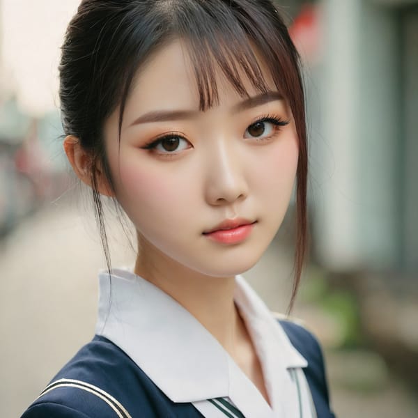 Tags: 21872187, SDXL
{"3": {"inputs": {"seed": 643056708739058, "steps": 64, "cfg": 5.41, "sampler_name": "dpmpp_2m", "scheduler": "karras", "denoise": 1.0, "model": ["27", 0], "positive": ["6", 0], "negative": ["7", 0], "latent_image": ["5", 0]}, "class_type": "KSampler"}, "4": {"inputs": {"ckpt_name": "juggernautxl.safetensors"}, "class_type": "CheckpointLoaderSimple"}, "5": {"inputs": {"width": 1024, "height": 1024, "batch_size": 1}, "class_type": "EmptyLatentImage"}, "6": {"inputs": {"text": "24 year old girl, (chinese:1.08), (detailed face:0.96), (blush:1.07), (pale skin:1.10), (double eyelids:1.03), (beautiful eyes:0.99), (eyelashes:0.99), (slim:1.14), (sexy lips:1.06), (temptress:0.95), (idol:1.11), (cute:1.14), (seductive facial expression:1.00), (in a seductive pose:0.99), (large perky breasts:1.02), (cleavage:1.07), (thigh gap:1.14), (school uniform:1.00), choker, busy street, (skin fuzz:1.02), (detailed skin:1.08), (film:1.00), (RAW:1.07), (soft lighting:1.04), (textured skin:1.00), (candid cinema:1.06), (portra:1.03), (natural looking skin:1.09)", "clip": ["27", 1]}, "class_type": "CLIPTextEncode"}, "7": {"inputs": {"text": "(distorted:1.08), (watermark:1.06), (twisted:1.06), (worst quality:1.11), (low resolution:1.07), (bad hands:1.07), (open mouth:1.14)", "clip": ["27", 1]}, "class_type": "CLIPTextEncode"}, "8": {"inputs": {"samples": ["3", 0], "vae": ["4", 2]}, "class_type": "VAEDecode"}, "25": {"inputs": {"lora_name": "nudify_xl.safetensors", "strength_model": 0.06, "strength_clip": 0.21, "model": ["4", 0], "clip": ["4", 1]}, "class_type": "LoraLoader"}, "26": {"inputs": {"lora_name": "shirtlift_SDXL_v2.safetensors", "strength_model": 0.01, "strength_clip": 0.18, "model": ["25", 0], "clip": ["25", 1]}, "class_type": "LoraLoader"}, "27": {"inputs": {"lora_name": "PerfectEyesXL.safetensors", "strength_model": 0.14, "strength_clip": 0.14, "model": ["26", 0], "clip": ["26", 1]}, "class_type": "LoraLoader"}, "30": {"inputs": {"model_name": "4x_NMKD-Superscale-SP_178000_G.pth"}, "class_type": "UpscaleModelLoader"}, "31": {"inputs": {"upscale_model": ["30", 0], "image": ["8", 0]}, "class_type": "ImageUpscaleWithModel"}, "32": {"inputs": {"upscale_method": "lanczos", "scale_by": 0.5, "image": ["31", 0]}, "class_type": "ImageScaleBy"}, "33": {"inputs": {"pixels": ["32", 0], "vae": ["4", 2]}, "class_type": "VAEEncode"}, "34": {"inputs": {"seed": 643056708739058, "steps": 64, "cfg": 5.41, "sampler_name": "dpmpp_2m", "scheduler": "karras", "denoise": 0.3, "model": ["27", 0], "positive": ["6", 0], "negative": ["7", 0], "latent_image": ["33", 0]}, "class_type": "KSampler"}, "36": {"inputs": {"samples": ["34", 0], "vae": ["4", 2]}, "class_type": "VAEDecode"}, "39": {"inputs": {"filename_prefix": "comfyapi-1726981553819", "images": ["36", 0]}, "class_type": "SaveImage"}}