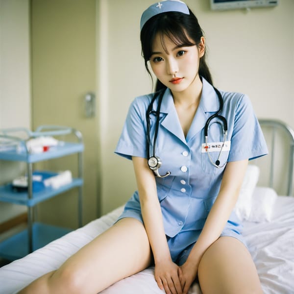 Tags: 21872187, SDXL
{"3": {"inputs": {"seed": 282891926326411, "steps": 64, "cfg": 6.2, "sampler_name": "dpmpp_2m", "scheduler": "karras", "denoise": 1.0, "model": ["27", 0], "positive": ["6", 0], "negative": ["7", 0], "latent_image": ["5", 0]}, "class_type": "KSampler"}, "4": {"inputs": {"ckpt_name": "helloworldxl.safetensors"}, "class_type": "CheckpointLoaderSimple"}, "5": {"inputs": {"width": 1024, "height": 1024, "batch_size": 1}, "class_type": "EmptyLatentImage"}, "6": {"inputs": {"text": "20 year old girl, (korean:1.11), (sexy lips:1.14), (detailed face:1.07), (pale skin:1.09), (double eyelids:1.04), (beautiful eyes:1.04), (cute:0.99), (eyelashes:1.13), (temptress:0.98), (seductive pose:1.06), (slim:1.06), (seductive facial expression:1.04), (in a seductive pose:1.02), (large perky breasts:0.95), (cleavage:0.95), (thigh gap:0.97), (nurse in uniform:1.09) working in a hospital ward, (candid cinema:1.01), (natural looking skin:1.00), (portra:1.05), (detailed skin:1.08), (textured skin:1.09), (soft lighting:1.03), (skin fuzz:1.03), (film:1.02), (RAW:1.05)", "clip": ["27", 1]}, "class_type": "CLIPTextEncode"}, "7": {"inputs": {"text": "(distorted:1.07), (twisted:1.09), (watermark:1.05), (worst quality:1.05), (bad hands:1.10), (low resolution:1.06), (open mouth:1.14)", "clip": ["27", 1]}, "class_type": "CLIPTextEncode"}, "8": {"inputs": {"samples": ["3", 0], "vae": ["4", 2]}, "class_type": "VAEDecode"}, "25": {"inputs": {"lora_name": "nudify_xl.safetensors", "strength_model": 0.19, "strength_clip": 0.29, "model": ["4", 0], "clip": ["4", 1]}, "class_type": "LoraLoader"}, "26": {"inputs": {"lora_name": "shirtlift_SDXL_v2.safetensors", "strength_model": 0.02, "strength_clip": 0.11, "model": ["25", 0], "clip": ["25", 1]}, "class_type": "LoraLoader"}, "27": {"inputs": {"lora_name": "PerfectEyesXL.safetensors", "strength_model": 0.11, "strength_clip": 0.01, "model": ["26", 0], "clip": ["26", 1]}, "class_type": "LoraLoader"}, "30": {"inputs": {"model_name": "4x_NMKD-Superscale-SP_178000_G.pth"}, "class_type": "UpscaleModelLoader"}, "31": {"inputs": {"upscale_model": ["30", 0], "image": ["8", 0]}, "class_type": "ImageUpscaleWithModel"}, "32": {"inputs": {"upscale_method": "lanczos", "scale_by": 0.5, "image": ["31", 0]}, "class_type": "ImageScaleBy"}, "33": {"inputs": {"pixels": ["32", 0], "vae": ["4", 2]}, "class_type": "VAEEncode"}, "34": {"inputs": {"seed": 282891926326411, "steps": 64, "cfg": 6.2, "sampler_name": "dpmpp_2m", "scheduler": "karras", "denoise": 0.3, "model": ["27", 0], "positive": ["6", 0], "negative": ["7", 0], "latent_image": ["33", 0]}, "class_type": "KSampler"}, "36": {"inputs": {"samples": ["34", 0], "vae": ["4", 2]}, "class_type": "VAEDecode"}, "39": {"inputs": {"filename_prefix": "comfyapi-1731724882886", "images": ["36", 0]}, "class_type": "SaveImage"}}