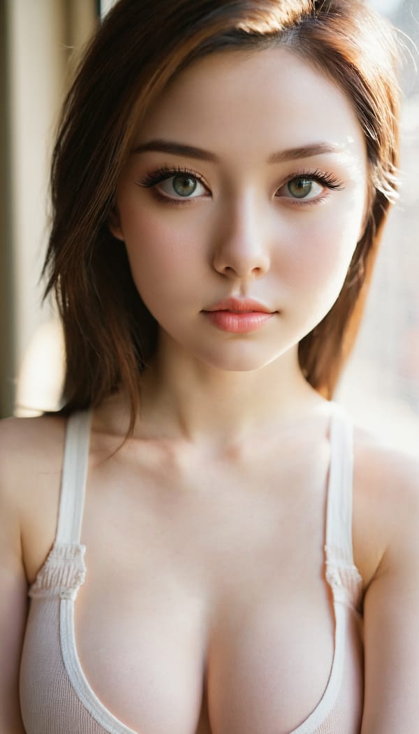 Tags: 21872187, SDXL
{"3": {"inputs": {"seed": 501051050555144, "steps": 64, "cfg": 7.35, "sampler_name": "dpmpp_2m", "scheduler": "karras", "denoise": 1.0, "model": ["27", 0], "positive": ["6", 0], "negative": ["7", 0], "latent_image": ["5", 0]}, "class_type": "KSampler"}, "4": {"inputs": {"ckpt_name": "juggernautxl.safetensors"}, "class_type": "CheckpointLoaderSimple"}, "5": {"inputs": {"width": 768, "height": 1344, "batch_size": 1}, "class_type": "EmptyLatentImage"}, "6": {"inputs": {"text": "26 year old girl, (slim:1.13), (idol:0.95), (temptress:1.03), (beautiful eyes:1.11), (seductive pose:0.98), (cute:1.13), (detailed face:1.13), (double eyelids:1.07), (seductive facial expression:1.11), (eyelashes:1.10), (sexy lips:1.00), (pale skin:1.11), (blush:1.03), (in a seductive pose:1.08), (large perky breasts:1.05), (cleavage:1.12), (thigh gap:1.08), (white tanktop:1.02), busy street, (detailed skin:1.04), (candid cinema:1.02), (textured skin:1.05), (natural looking skin:1.09), (RAW:1.00), (soft lighting:1.04), (skin fuzz:1.08), (portra:1.03), (film:1.07)", "clip": ["27", 1]}, "class_type": "CLIPTextEncode"}, "7": {"inputs": {"text": "(worst quality:1.09), (twisted:1.10), (distorted:1.10), (open mouth:1.05), (low resolution:1.13), (bad hands:1.12), (watermark:1.10)", "clip": ["27", 1]}, "class_type": "CLIPTextEncode"}, "8": {"inputs": {"samples": ["3", 0], "vae": ["4", 2]}, "class_type": "VAEDecode"}, "25": {"inputs": {"lora_name": "nudify_xl.safetensors", "strength_model": 0.2, "strength_clip": 0.25, "model": ["4", 0], "clip": ["4", 1]}, "class_type": "LoraLoader"}, "26": {"inputs": {"lora_name": "shirtlift_SDXL_v2.safetensors", "strength_model": 0.03, "strength_clip": 0.15, "model": ["25", 0], "clip": ["25", 1]}, "class_type": "LoraLoader"}, "27": {"inputs": {"lora_name": "PerfectEyesXL.safetensors", "strength_model": 0.19, "strength_clip": 0.16, "model": ["26", 0], "clip": ["26", 1]}, "class_type": "LoraLoader"}, "30": {"inputs": {"model_name": "4x_NMKD-Superscale-SP_178000_G.pth"}, "class_type": "UpscaleModelLoader"}, "31": {"inputs": {"upscale_model": ["30", 0], "image": ["8", 0]}, "class_type": "ImageUpscaleWithModel"}, "32": {"inputs": {"upscale_method": "lanczos", "scale_by": 0.5, "image": ["31", 0]}, "class_type": "ImageScaleBy"}, "33": {"inputs": {"pixels": ["32", 0], "vae": ["4", 2]}, "class_type": "VAEEncode"}, "34": {"inputs": {"seed": 501051050555144, "steps": 64, "cfg": 7.35, "sampler_name": "dpmpp_2m", "scheduler": "karras", "denoise": 0.3, "model": ["27", 0], "positive": ["6", 0], "negative": ["7", 0], "latent_image": ["33", 0]}, "class_type": "KSampler"}, "36": {"inputs": {"samples": ["34", 0], "vae": ["4", 2]}, "class_type": "VAEDecode"}, "39": {"inputs": {"filename_prefix": "comfyapi-1728181604891", "images": ["36", 0]}, "class_type": "SaveImage"}}