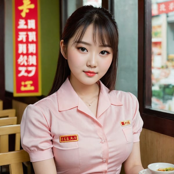 Tags: 21872187, SDXL
{"3": {"inputs": {"seed": 228270472540303, "steps": 32, "cfg": 6.44, "sampler_name": "dpmpp_2m", "scheduler": "karras", "denoise": 1.0, "model": ["27", 0], "positive": ["6", 0], "negative": ["7", 0], "latent_image": ["5", 0]}, "class_type": "KSampler"}, "4": {"inputs": {"ckpt_name": "juggernautXL_v8Rundiffusion.safetensors"}, "class_type": "CheckpointLoaderSimple"}, "5": {"inputs": {"width": 1024, "height": 1024, "batch_size": 1}, "class_type": "EmptyLatentImage"}, "6": {"inputs": {"text": "19 year old girl, (chinese:0.95), (seductive pose:1.02), (double eyelids:0.97), (idol:1.12), (seductive facial expression:1.06), (eyelashes:0.95), (sexy lips:0.98), (pale skin:0.97), (cute:0.96), (beautiful eyes:1.04), (temptress:1.08), (detailed face:0.97), (slim:1.07), (blush:1.04), (in a seductive pose:1.10), (large perky breasts:0.97), (cleavage:0.95), (thigh gap:0.96), (a waitress in uniform:1.01) working at a restaurant, (candid cinema:1.06), (film:1.03), (RAW:1.08), (portra:1.08), (skin fuzz:1.05), (soft lighting:1.06), (textured skin:1.07), (detailed skin:1.04), (natural looking skin:1.09)", "clip": ["27", 1]}, "class_type": "CLIPTextEncode"}, "7": {"inputs": {"text": "(low resolution:1.08), (twisted:1.14), (distorted:1.13), (bad hands:1.06), (open mouth:1.14), (watermark:1.13), (worst quality:1.09)", "clip": ["27", 1]}, "class_type": "CLIPTextEncode"}, "8": {"inputs": {"samples": ["3", 0], "vae": ["4", 2]}, "class_type": "VAEDecode"}, "25": {"inputs": {"lora_name": "nudify_xl.safetensors", "strength_model": 0.06, "strength_clip": 0.1, "model": ["4", 0], "clip": ["4", 1]}, "class_type": "LoraLoader"}, "26": {"inputs": {"lora_name": "shirtlift_SDXL_v2.safetensors", "strength_model": 0.0, "strength_clip": 0.1, "model": ["25", 0], "clip": ["25", 1]}, "class_type": "LoraLoader"}, "27": {"inputs": {"lora_name": "PerfectEyesXL.safetensors", "strength_model": 0.11, "strength_clip": 0.11, "model": ["26", 0], "clip": ["26", 1]}, "class_type": "LoraLoader"}, "30": {"inputs": {"model_name": "4x_NMKD-Superscale-SP_178000_G.pth"}, "class_type": "UpscaleModelLoader"}, "31": {"inputs": {"upscale_model": ["30", 0], "image": ["8", 0]}, "class_type": "ImageUpscaleWithModel"}, "32": {"inputs": {"upscale_method": "lanczos", "scale_by": 0.5, "image": ["31", 0]}, "class_type": "ImageScaleBy"}, "33": {"inputs": {"pixels": ["32", 0], "vae": ["4", 2]}, "class_type": "VAEEncode"}, "34": {"inputs": {"seed": 228270472540303, "steps": 32, "cfg": 6.44, "sampler_name": "dpmpp_2m", "scheduler": "karras", "denoise": 0.3, "model": ["27", 0], "positive": ["6", 0], "negative": ["7", 0], "latent_image": ["33", 0]}, "class_type": "KSampler"}, "36": {"inputs": {"samples": ["34", 0], "vae": ["4", 2]}, "class_type": "VAEDecode"}, "39": {"inputs": {"filename_prefix": "comfyapi-1707678220781", "images": ["36", 0]}, "class_type": "SaveImage"}}