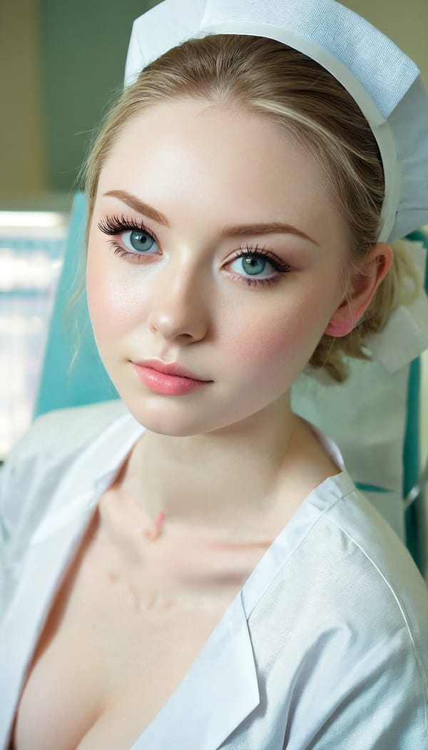 Tags: 21872187, SDXL
{"3": {"inputs": {"seed": 352176827494945, "steps": 32, "cfg": 6.98, "sampler_name": "dpmpp_2m", "scheduler": "karras", "denoise": 1.0, "model": ["27", 0], "positive": ["6", 0], "negative": ["7", 0], "latent_image": ["5", 0]}, "class_type": "KSampler"}, "4": {"inputs": {"ckpt_name": "juggernautxl.safetensors"}, "class_type": "CheckpointLoaderSimple"}, "5": {"inputs": {"width": 768, "height": 1344, "batch_size": 1}, "class_type": "EmptyLatentImage"}, "6": {"inputs": {"text": "22 year old girl, (irish:1.06), (pale skin:1.10), (eyelashes:1.14), (seductive pose:1.02), (temptress:0.99), (sexy lips:1.05), (idol:1.04), (slim:1.13), (seductive facial expression:1.01), (blush:1.11), (cute:1.08), (detailed face:0.99), (beautiful eyes:1.14), (in a seductive pose:0.99), (large perky breasts:1.00), (cleavage:1.03), (thigh gap:0.96), (nurse in uniform:1.09) working in a hospital ward, (detailed skin:1.02), (RAW:1.09), (portra:1.07), (skin fuzz:1.06), (soft lighting:1.03), (textured skin:1.01), (film:1.06), (candid cinema:1.09), (natural looking skin:1.00)", "clip": ["27", 1]}, "class_type": "CLIPTextEncode"}, "7": {"inputs": {"text": "(bad hands:1.12), (distorted:1.09), (open mouth:1.05), (twisted:1.12), (watermark:1.05), (low resolution:1.09), (worst quality:1.06)", "clip": ["27", 1]}, "class_type": "CLIPTextEncode"}, "8": {"inputs": {"samples": ["3", 0], "vae": ["4", 2]}, "class_type": "VAEDecode"}, "25": {"inputs": {"lora_name": "nudify_xl.safetensors", "strength_model": 0.27, "strength_clip": 0.3, "model": ["4", 0], "clip": ["4", 1]}, "class_type": "LoraLoader"}, "26": {"inputs": {"lora_name": "shirtlift_SDXL_v2.safetensors", "strength_model": 0.11, "strength_clip": 0.19, "model": ["25", 0], "clip": ["25", 1]}, "class_type": "LoraLoader"}, "27": {"inputs": {"lora_name": "PerfectEyesXL.safetensors", "strength_model": 0.03, "strength_clip": 0.03, "model": ["26", 0], "clip": ["26", 1]}, "class_type": "LoraLoader"}, "30": {"inputs": {"model_name": "4x_NMKD-Superscale-SP_178000_G.pth"}, "class_type": "UpscaleModelLoader"}, "31": {"inputs": {"upscale_model": ["30", 0], "image": ["8", 0]}, "class_type": "ImageUpscaleWithModel"}, "32": {"inputs": {"upscale_method": "lanczos", "scale_by": 0.5, "image": ["31", 0]}, "class_type": "ImageScaleBy"}, "33": {"inputs": {"pixels": ["32", 0], "vae": ["4", 2]}, "class_type": "VAEEncode"}, "34": {"inputs": {"seed": 352176827494945, "steps": 32, "cfg": 6.98, "sampler_name": "dpmpp_2m", "scheduler": "karras", "denoise": 0.3, "model": ["27", 0], "positive": ["6", 0], "negative": ["7", 0], "latent_image": ["33", 0]}, "class_type": "KSampler"}, "36": {"inputs": {"samples": ["34", 0], "vae": ["4", 2]}, "class_type": "VAEDecode"}, "39": {"inputs": {"filename_prefix": "comfyapi-1714706675321", "images": ["36", 0]}, "class_type": "SaveImage"}}