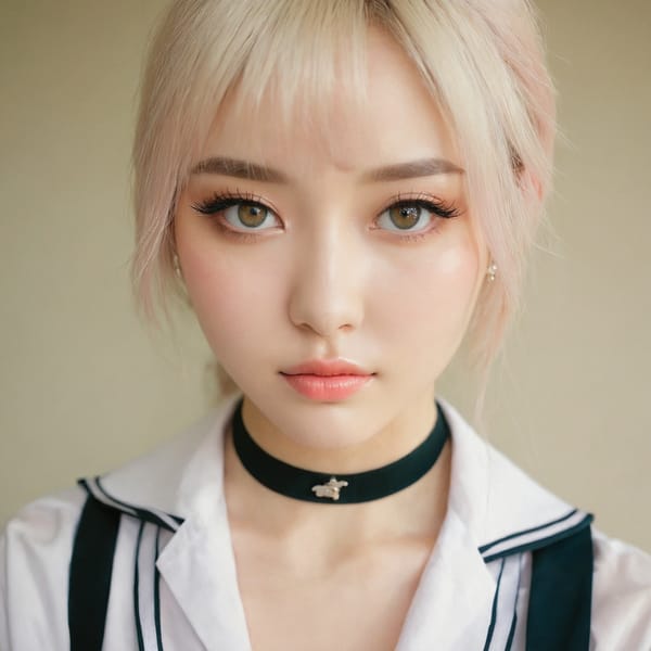 Tags: 21872187, SDXL
{"3": {"inputs": {"seed": 545969063045125, "steps": 32, "cfg": 5.05, "sampler_name": "dpmpp_2m", "scheduler": "karras", "denoise": 1.0, "model": ["27", 0], "positive": ["6", 0], "negative": ["7", 0], "latent_image": ["5", 0]}, "class_type": "KSampler"}, "4": {"inputs": {"ckpt_name": "juggernautxl.safetensors"}, "class_type": "CheckpointLoaderSimple"}, "5": {"inputs": {"width": 1024, "height": 1024, "batch_size": 1}, "class_type": "EmptyLatentImage"}, "6": {"inputs": {"text": "23 year old girl, (beautiful eyes:1.12), (slim:1.09), (temptress:0.99), (blush:1.08), (eyelashes:1.01), (cute:1.09), (double eyelids:1.05), (detailed face:1.09), (seductive pose:0.98), (sexy lips:0.99), (pale skin:0.96), (idol:1.06), (in a seductive pose:1.01), (large perky breasts:0.97), (cleavage:1.00), (thigh gap:1.06), (school uniform:1.09), choker, busy street, (portra:1.07), (soft lighting:1.04), (film:1.05), (RAW:1.04), (natural looking skin:1.02), (skin fuzz:1.07), (detailed skin:1.01), (textured skin:1.09), (candid cinema:1.02)", "clip": ["27", 1]}, "class_type": "CLIPTextEncode"}, "7": {"inputs": {"text": "(open mouth:1.09), (watermark:1.09), (distorted:1.14), (worst quality:1.07), (low resolution:1.11), (twisted:1.12)", "clip": ["27", 1]}, "class_type": "CLIPTextEncode"}, "8": {"inputs": {"samples": ["3", 0], "vae": ["4", 2]}, "class_type": "VAEDecode"}, "25": {"inputs": {"lora_name": "nudify_xl.safetensors", "strength_model": 0.15, "strength_clip": 0.15, "model": ["4", 0], "clip": ["4", 1]}, "class_type": "LoraLoader"}, "26": {"inputs": {"lora_name": "shirtlift_SDXL_v2.safetensors", "strength_model": 0.02, "strength_clip": 0.13, "model": ["25", 0], "clip": ["25", 1]}, "class_type": "LoraLoader"}, "27": {"inputs": {"lora_name": "PerfectEyesXL.safetensors", "strength_model": 0.19, "strength_clip": 0.02, "model": ["26", 0], "clip": ["26", 1]}, "class_type": "LoraLoader"}, "30": {"inputs": {"model_name": "4x_NMKD-Superscale-SP_178000_G.pth"}, "class_type": "UpscaleModelLoader"}, "31": {"inputs": {"upscale_model": ["30", 0], "image": ["8", 0]}, "class_type": "ImageUpscaleWithModel"}, "32": {"inputs": {"upscale_method": "lanczos", "scale_by": 0.5, "image": ["31", 0]}, "class_type": "ImageScaleBy"}, "33": {"inputs": {"pixels": ["32", 0], "vae": ["4", 2]}, "class_type": "VAEEncode"}, "34": {"inputs": {"seed": 545969063045125, "steps": 32, "cfg": 5.05, "sampler_name": "dpmpp_2m", "scheduler": "karras", "denoise": 0.3, "model": ["27", 0], "positive": ["6", 0], "negative": ["7", 0], "latent_image": ["33", 0]}, "class_type": "KSampler"}, "36": {"inputs": {"samples": ["34", 0], "vae": ["4", 2]}, "class_type": "VAEDecode"}, "39": {"inputs": {"filename_prefix": "comfyapi-1733930753151", "images": ["36", 0]}, "class_type": "SaveImage"}}