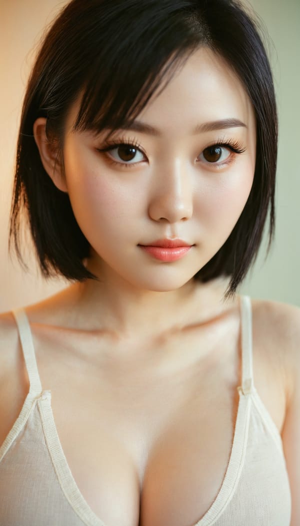 Tags: 21872187, SDXL
{"3": {"inputs": {"seed": 741916513734900, "steps": 32, "cfg": 7.08, "sampler_name": "dpmpp_2m", "scheduler": "karras", "denoise": 1.0, "model": ["27", 0], "positive": ["6", 0], "negative": ["7", 0], "latent_image": ["5", 0]}, "class_type": "KSampler"}, "4": {"inputs": {"ckpt_name": "juggernautxl.safetensors"}, "class_type": "CheckpointLoaderSimple"}, "5": {"inputs": {"width": 768, "height": 1344, "batch_size": 1}, "class_type": "EmptyLatentImage"}, "6": {"inputs": {"text": "23 year old girl, (irish:1.07), (chinese:1.08), (double eyelids:1.08), (seductive pose:1.14), (eyelashes:1.07), (beautiful eyes:0.98), (idol:1.09), (detailed face:0.95), (pale skin:1.00), (sexy lips:0.97), (slim:1.03), (temptress:0.96), (blush:1.03), (cute:1.10), (in a seductive pose:1.08), (large perky breasts:0.97), (cleavage:1.13), (thigh gap:1.10), (white tanktop:0.99), busy street, (soft lighting:1.07), (RAW:1.06), (natural looking skin:1.05), (candid cinema:1.02), (portra:1.01), (detailed skin:1.04), (textured skin:1.08), (film:1.01), (skin fuzz:1.04)", "clip": ["27", 1]}, "class_type": "CLIPTextEncode"}, "7": {"inputs": {"text": "(bad hands:1.07), (low resolution:1.08), (distorted:1.11), (open mouth:1.11), (worst quality:1.13), (watermark:1.14), (twisted:1.07)", "clip": ["27", 1]}, "class_type": "CLIPTextEncode"}, "8": {"inputs": {"samples": ["3", 0], "vae": ["4", 2]}, "class_type": "VAEDecode"}, "25": {"inputs": {"lora_name": "nudify_xl.safetensors", "strength_model": 0.36, "strength_clip": 0.09, "model": ["4", 0], "clip": ["4", 1]}, "class_type": "LoraLoader"}, "26": {"inputs": {"lora_name": "shirtlift_SDXL_v2.safetensors", "strength_model": 0.13, "strength_clip": 0.07, "model": ["25", 0], "clip": ["25", 1]}, "class_type": "LoraLoader"}, "27": {"inputs": {"lora_name": "PerfectEyesXL.safetensors", "strength_model": 0.14, "strength_clip": 0.19, "model": ["26", 0], "clip": ["26", 1]}, "class_type": "LoraLoader"}, "30": {"inputs": {"model_name": "4x_NMKD-Superscale-SP_178000_G.pth"}, "class_type": "UpscaleModelLoader"}, "31": {"inputs": {"upscale_model": ["30", 0], "image": ["8", 0]}, "class_type": "ImageUpscaleWithModel"}, "32": {"inputs": {"upscale_method": "lanczos", "scale_by": 0.5, "image": ["31", 0]}, "class_type": "ImageScaleBy"}, "33": {"inputs": {"pixels": ["32", 0], "vae": ["4", 2]}, "class_type": "VAEEncode"}, "34": {"inputs": {"seed": 741916513734900, "steps": 32, "cfg": 7.08, "sampler_name": "dpmpp_2m", "scheduler": "karras", "denoise": 0.3, "model": ["27", 0], "positive": ["6", 0], "negative": ["7", 0], "latent_image": ["33", 0]}, "class_type": "KSampler"}, "36": {"inputs": {"samples": ["34", 0], "vae": ["4", 2]}, "class_type": "VAEDecode"}, "39": {"inputs": {"filename_prefix": "comfyapi-1716066728426", "images": ["36", 0]}, "class_type": "SaveImage"}}