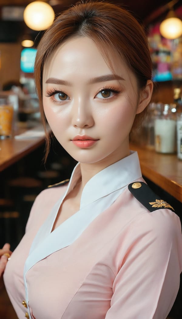 Tags: 21872187, SDXL
{"3": {"inputs": {"seed": 850850377669373, "steps": 32, "cfg": 7.24, "sampler_name": "dpmpp_2m", "scheduler": "karras", "denoise": 1.0, "model": ["27", 0], "positive": ["6", 0], "negative": ["7", 0], "latent_image": ["5", 0]}, "class_type": "KSampler"}, "4": {"inputs": {"ckpt_name": "juggernautxl.safetensors"}, "class_type": "CheckpointLoaderSimple"}, "5": {"inputs": {"width": 768, "height": 1344, "batch_size": 1}, "class_type": "EmptyLatentImage"}, "6": {"inputs": {"text": "25 year old girl, (russian:1.13), (korean:1.12), (detailed face:0.96), (double eyelids:1.08), (temptress:0.95), (eyelashes:1.09), (pale skin:1.03), (slim:1.04), (idol:0.97), (seductive pose:1.06), (seductive facial expression:1.14), (cute:1.13), (sexy lips:0.99), (blush:1.04), (beautiful eyes:1.10), (on all fours:1.10), (spreading ass cheeks:1.04), (from behind:1.04), (backboob:1.03), (a waitress in uniform:1.13) working at a restaurant, (candid cinema:1.02), (detailed skin:1.01), (film:1.08), (RAW:1.09), (portra:1.08), (textured skin:1.03), (skin fuzz:1.07), (natural looking skin:1.05), (soft lighting:1.00)", "clip": ["27", 1]}, "class_type": "CLIPTextEncode"}, "7": {"inputs": {"text": "(low resolution:1.07), (open mouth:1.09), (bad hands:1.14), (watermark:1.07), (worst quality:1.14), (distorted:1.11), (twisted:1.05)", "clip": ["27", 1]}, "class_type": "CLIPTextEncode"}, "8": {"inputs": {"samples": ["3", 0], "vae": ["4", 2]}, "class_type": "VAEDecode"}, "25": {"inputs": {"lora_name": "nudify_xl.safetensors", "strength_model": 0.36, "strength_clip": 0.16, "model": ["4", 0], "clip": ["4", 1]}, "class_type": "LoraLoader"}, "26": {"inputs": {"lora_name": "shirtlift_SDXL_v2.safetensors", "strength_model": 0.05, "strength_clip": 0.06, "model": ["25", 0], "clip": ["25", 1]}, "class_type": "LoraLoader"}, "27": {"inputs": {"lora_name": "PerfectEyesXL.safetensors", "strength_model": 0.12, "strength_clip": 0.01, "model": ["26", 0], "clip": ["26", 1]}, "class_type": "LoraLoader"}, "30": {"inputs": {"model_name": "4x_NMKD-Superscale-SP_178000_G.pth"}, "class_type": "UpscaleModelLoader"}, "31": {"inputs": {"upscale_model": ["30", 0], "image": ["8", 0]}, "class_type": "ImageUpscaleWithModel"}, "32": {"inputs": {"upscale_method": "lanczos", "scale_by": 0.5, "image": ["31", 0]}, "class_type": "ImageScaleBy"}, "33": {"inputs": {"pixels": ["32", 0], "vae": ["4", 2]}, "class_type": "VAEEncode"}, "34": {"inputs": {"seed": 850850377669373, "steps": 32, "cfg": 7.24, "sampler_name": "dpmpp_2m", "scheduler": "karras", "denoise": 0.3, "model": ["27", 0], "positive": ["6", 0], "negative": ["7", 0], "latent_image": ["33", 0]}, "class_type": "KSampler"}, "36": {"inputs": {"samples": ["34", 0], "vae": ["4", 2]}, "class_type": "VAEDecode"}, "39": {"inputs": {"filename_prefix": "comfyapi-1713425386209", "images": ["36", 0]}, "class_type": "SaveImage"}}