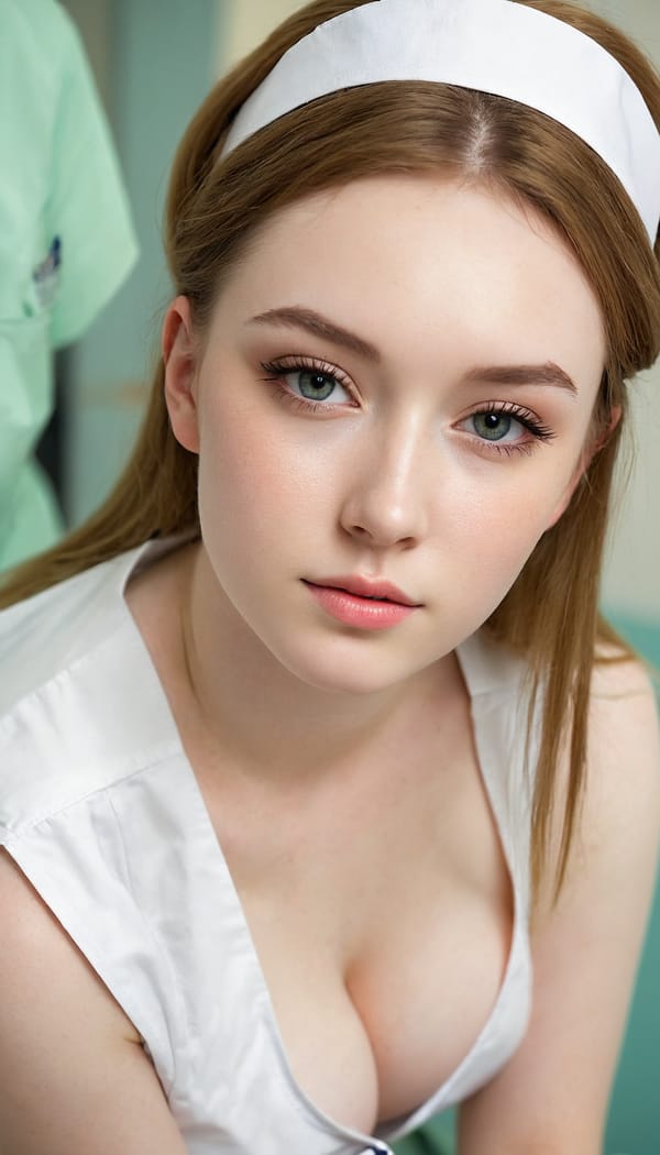 Tags: 21872187, SDXL
{"3": {"inputs": {"seed": 311121719747756, "steps": 64, "cfg": 6.23, "sampler_name": "dpmpp_2m", "scheduler": "karras", "denoise": 1.0, "model": ["27", 0], "positive": ["6", 0], "negative": ["7", 0], "latent_image": ["5", 0]}, "class_type": "KSampler"}, "4": {"inputs": {"ckpt_name": "juggernautXL_v8Rundiffusion.safetensors"}, "class_type": "CheckpointLoaderSimple"}, "5": {"inputs": {"width": 768, "height": 1344, "batch_size": 1}, "class_type": "EmptyLatentImage"}, "6": {"inputs": {"text": "23 year old girl, (irish:1.11), (seductive pose:0.97), (seductive facial expression:1.01), (pale skin:1.06), (double eyelids:1.07), (detailed face:0.98), (slim:1.02), (temptress:1.02), (idol:1.14), (eyelashes:1.04), (sexy lips:1.01), (blush:0.96), (in a seductive pose:1.02), (large perky breasts:0.95), (cleavage:0.96), (thigh gap:1.00), (nurse in uniform:1.04) working in a hospital ward, (portra:1.09), (film:1.04), (natural looking skin:1.03), (RAW:1.06), (skin fuzz:1.01), (soft lighting:1.08), (textured skin:1.07), (detailed skin:1.00), (candid cinema:1.04)", "clip": ["27", 1]}, "class_type": "CLIPTextEncode"}, "7": {"inputs": {"text": "(worst quality:1.09), (open mouth:1.06), (low resolution:1.14), (distorted:1.08), (watermark:1.07), (twisted:1.08), (bad hands:1.14)", "clip": ["27", 1]}, "class_type": "CLIPTextEncode"}, "8": {"inputs": {"samples": ["3", 0], "vae": ["4", 2]}, "class_type": "VAEDecode"}, "25": {"inputs": {"lora_name": "nudify_xl.safetensors", "strength_model": 0.0, "strength_clip": 0.31, "model": ["4", 0], "clip": ["4", 1]}, "class_type": "LoraLoader"}, "26": {"inputs": {"lora_name": "shirtlift_SDXL_v2.safetensors", "strength_model": 0.05, "strength_clip": 0.02, "model": ["25", 0], "clip": ["25", 1]}, "class_type": "LoraLoader"}, "27": {"inputs": {"lora_name": "PerfectEyesXL.safetensors", "strength_model": 0.01, "strength_clip": 0.14, "model": ["26", 0], "clip": ["26", 1]}, "class_type": "LoraLoader"}, "30": {"inputs": {"model_name": "4x_NMKD-Superscale-SP_178000_G.pth"}, "class_type": "UpscaleModelLoader"}, "31": {"inputs": {"upscale_model": ["30", 0], "image": ["8", 0]}, "class_type": "ImageUpscaleWithModel"}, "32": {"inputs": {"upscale_method": "lanczos", "scale_by": 0.5, "image": ["31", 0]}, "class_type": "ImageScaleBy"}, "33": {"inputs": {"pixels": ["32", 0], "vae": ["4", 2]}, "class_type": "VAEEncode"}, "34": {"inputs": {"seed": 311121719747756, "steps": 64, "cfg": 6.23, "sampler_name": "dpmpp_2m", "scheduler": "karras", "denoise": 0.3, "model": ["27", 0], "positive": ["6", 0], "negative": ["7", 0], "latent_image": ["33", 0]}, "class_type": "KSampler"}, "36": {"inputs": {"samples": ["34", 0], "vae": ["4", 2]}, "class_type": "VAEDecode"}, "39": {"inputs": {"filename_prefix": "comfyapi-1707739408068", "images": ["36", 0]}, "class_type": "SaveImage"}}