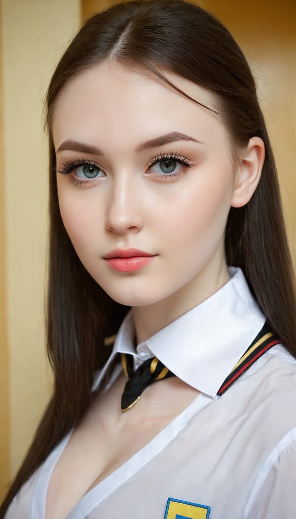 Tags: 21872187, SDXL
{"3": {"inputs": {"seed": 370298581694059, "steps": 32, "cfg": 7.23, "sampler_name": "dpmpp_2m", "scheduler": "karras", "denoise": 1.0, "model": ["27", 0], "positive": ["6", 0], "negative": ["7", 0], "latent_image": ["5", 0]}, "class_type": "KSampler"}, "4": {"inputs": {"ckpt_name": "juggernautXL_v8Rundiffusion.safetensors"}, "class_type": "CheckpointLoaderSimple"}, "5": {"inputs": {"width": 768, "height": 1344, "batch_size": 1}, "class_type": "EmptyLatentImage"}, "6": {"inputs": {"text": "22 year old girl, (ukrainian:0.99), (sexy lips:1.04), (pale skin:1.09), (seductive pose:1.05), (slim:1.06), (cute:0.99), (detailed face:1.14), (idol:1.14), (eyelashes:1.11), (seductive facial expression:1.11), (temptress:0.95), (beautiful eyes:1.01), (in a seductive pose:0.96), (large perky breasts:0.98), (cleavage:1.14), (thigh gap:1.08), (school uniform:1.11), choker, busy street, (portra:1.00), (RAW:1.00), (candid cinema:1.07), (film:1.04), (soft lighting:1.09), (detailed skin:1.09), (natural looking skin:1.02), (skin fuzz:1.06), (textured skin:1.04)", "clip": ["27", 1]}, "class_type": "CLIPTextEncode"}, "7": {"inputs": {"text": "(bad hands:1.11), (watermark:1.07), (worst quality:1.11), (low resolution:1.07), (open mouth:1.08), (distorted:1.11), (twisted:1.07)", "clip": ["27", 1]}, "class_type": "CLIPTextEncode"}, "8": {"inputs": {"samples": ["3", 0], "vae": ["4", 2]}, "class_type": "VAEDecode"}, "25": {"inputs": {"lora_name": "nudify_xl.safetensors", "strength_model": 0.26, "strength_clip": 0.14, "model": ["4", 0], "clip": ["4", 1]}, "class_type": "LoraLoader"}, "26": {"inputs": {"lora_name": "shirtlift_SDXL_v2.safetensors", "strength_model": 0.02, "strength_clip": 0.02, "model": ["25", 0], "clip": ["25", 1]}, "class_type": "LoraLoader"}, "27": {"inputs": {"lora_name": "PerfectEyesXL.safetensors", "strength_model": 0.05, "strength_clip": 0.09, "model": ["26", 0], "clip": ["26", 1]}, "class_type": "LoraLoader"}, "30": {"inputs": {"model_name": "4x_NMKD-Superscale-SP_178000_G.pth"}, "class_type": "UpscaleModelLoader"}, "31": {"inputs": {"upscale_model": ["30", 0], "image": ["8", 0]}, "class_type": "ImageUpscaleWithModel"}, "32": {"inputs": {"upscale_method": "lanczos", "scale_by": 0.5, "image": ["31", 0]}, "class_type": "ImageScaleBy"}, "33": {"inputs": {"pixels": ["32", 0], "vae": ["4", 2]}, "class_type": "VAEEncode"}, "34": {"inputs": {"seed": 370298581694059, "steps": 32, "cfg": 7.23, "sampler_name": "dpmpp_2m", "scheduler": "karras", "denoise": 0.3, "model": ["27", 0], "positive": ["6", 0], "negative": ["7", 0], "latent_image": ["33", 0]}, "class_type": "KSampler"}, "36": {"inputs": {"samples": ["34", 0], "vae": ["4", 2]}, "class_type": "VAEDecode"}, "39": {"inputs": {"filename_prefix": "comfyapi-1707376318483", "images": ["36", 0]}, "class_type": "SaveImage"}}