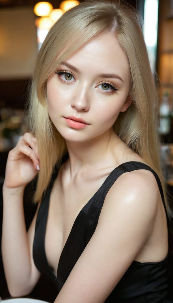 Tags: 21872187, SDXL
{"3": {"inputs": {"seed": 395789473775467, "steps": 32, "cfg": 6.62, "sampler_name": "dpmpp_2m", "scheduler": "karras", "denoise": 1.0, "model": ["27", 0], "positive": ["6", 0], "negative": ["7", 0], "latent_image": ["5", 0]}, "class_type": "KSampler"}, "4": {"inputs": {"ckpt_name": "juggernautxl.safetensors"}, "class_type": "CheckpointLoaderSimple"}, "5": {"inputs": {"width": 768, "height": 1344, "batch_size": 1}, "class_type": "EmptyLatentImage"}, "6": {"inputs": {"text": "28 year old girl, (ukrainian:1.09), (eyelashes:1.02), (sexy lips:1.04), (detailed face:1.02), (seductive facial expression:1.09), (beautiful eyes:0.96), (pale skin:0.96), (slim:0.97), (seductive pose:1.04), (cute:1.05), (idol:0.95), (temptress:0.96), (double eyelids:1.14), (perky ass:0.99), (exposed ass:1.14), (looking back:1.09), (sexy ass:1.00), (thigh gap:1.11), (wearing a little black dress:1.08) at a fine dining restaurant, (RAW:1.00), (portra:1.00), (skin fuzz:1.03), (candid cinema:1.06), (natural looking skin:1.00), (textured skin:1.05), (soft lighting:1.09), (film:1.07), (detailed skin:1.02)", "clip": ["27", 1]}, "class_type": "CLIPTextEncode"}, "7": {"inputs": {"text": "(twisted:1.10), (worst quality:1.08), (bad hands:1.14), (distorted:1.09), (open mouth:1.10), (low resolution:1.13), (watermark:1.11)", "clip": ["27", 1]}, "class_type": "CLIPTextEncode"}, "8": {"inputs": {"samples": ["3", 0], "vae": ["4", 2]}, "class_type": "VAEDecode"}, "25": {"inputs": {"lora_name": "nudify_xl.safetensors", "strength_model": 0.22, "strength_clip": 0.14, "model": ["4", 0], "clip": ["4", 1]}, "class_type": "LoraLoader"}, "26": {"inputs": {"lora_name": "shirtlift_SDXL_v2.safetensors", "strength_model": 0.06, "strength_clip": 0.07, "model": ["25", 0], "clip": ["25", 1]}, "class_type": "LoraLoader"}, "27": {"inputs": {"lora_name": "PerfectEyesXL.safetensors", "strength_model": 0.1, "strength_clip": 0.04, "model": ["26", 0], "clip": ["26", 1]}, "class_type": "LoraLoader"}, "30": {"inputs": {"model_name": "4x_NMKD-Superscale-SP_178000_G.pth"}, "class_type": "UpscaleModelLoader"}, "31": {"inputs": {"upscale_model": ["30", 0], "image": ["8", 0]}, "class_type": "ImageUpscaleWithModel"}, "32": {"inputs": {"upscale_method": "lanczos", "scale_by": 0.5, "image": ["31", 0]}, "class_type": "ImageScaleBy"}, "33": {"inputs": {"pixels": ["32", 0], "vae": ["4", 2]}, "class_type": "VAEEncode"}, "34": {"inputs": {"seed": 395789473775467, "steps": 32, "cfg": 6.62, "sampler_name": "dpmpp_2m", "scheduler": "karras", "denoise": 0.3, "model": ["27", 0], "positive": ["6", 0], "negative": ["7", 0], "latent_image": ["33", 0]}, "class_type": "KSampler"}, "36": {"inputs": {"samples": ["34", 0], "vae": ["4", 2]}, "class_type": "VAEDecode"}, "39": {"inputs": {"filename_prefix": "comfyapi-1716193731258", "images": ["36", 0]}, "class_type": "SaveImage"}}