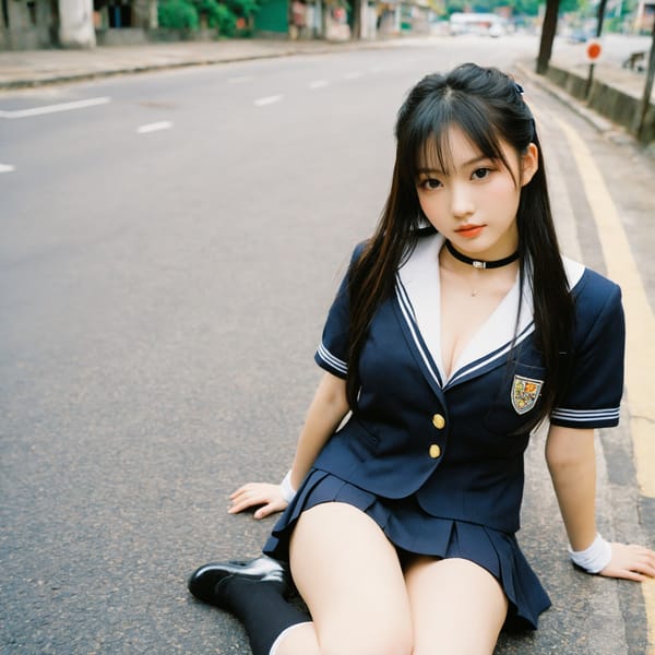 Tags: 21872187, SDXL
{"3": {"inputs": {"seed": 154995140273403, "steps": 64, "cfg": 5.23, "sampler_name": "dpmpp_2m", "scheduler": "karras", "denoise": 1.0, "model": ["27", 0], "positive": ["6", 0], "negative": ["7", 0], "latent_image": ["5", 0]}, "class_type": "KSampler"}, "4": {"inputs": {"ckpt_name": "helloworldxl.safetensors"}, "class_type": "CheckpointLoaderSimple"}, "5": {"inputs": {"width": 1024, "height": 1024, "batch_size": 1}, "class_type": "EmptyLatentImage"}, "6": {"inputs": {"text": "21 year old girl, (taiwanese:1.03), (cute:0.95), (pale skin:0.98), (double eyelids:1.14), (seductive facial expression:1.07), (beautiful eyes:0.97), (seductive pose:0.95), (sexy lips:1.14), (eyelashes:1.07), (slim:1.07), (temptress:1.06), (idol:1.09), (blush:1.05), (detailed face:1.01), (in a seductive pose:1.08), (large perky breasts:1.05), (cleavage:1.13), (thigh gap:1.09), (school uniform:1.13), choker, busy street, (textured skin:1.08), (film:1.03), (skin fuzz:1.00), (natural looking skin:1.08), (soft lighting:1.09), (detailed skin:1.07), (candid cinema:1.01), (portra:1.06)", "clip": ["27", 1]}, "class_type": "CLIPTextEncode"}, "7": {"inputs": {"text": "(distorted:1.13), (low resolution:1.13), (watermark:1.08), (open mouth:1.10), (twisted:1.11), (bad hands:1.07), (worst quality:1.07)", "clip": ["27", 1]}, "class_type": "CLIPTextEncode"}, "8": {"inputs": {"samples": ["3", 0], "vae": ["4", 2]}, "class_type": "VAEDecode"}, "25": {"inputs": {"lora_name": "nudify_xl.safetensors", "strength_model": 0.31, "strength_clip": 0.33, "model": ["4", 0], "clip": ["4", 1]}, "class_type": "LoraLoader"}, "26": {"inputs": {"lora_name": "shirtlift_SDXL_v2.safetensors", "strength_model": 0.02, "strength_clip": 0.06, "model": ["25", 0], "clip": ["25", 1]}, "class_type": "LoraLoader"}, "27": {"inputs": {"lora_name": "PerfectEyesXL.safetensors", "strength_model": 0.05, "strength_clip": 0.19, "model": ["26", 0], "clip": ["26", 1]}, "class_type": "LoraLoader"}, "30": {"inputs": {"model_name": "4x_NMKD-Superscale-SP_178000_G.pth"}, "class_type": "UpscaleModelLoader"}, "31": {"inputs": {"upscale_model": ["30", 0], "image": ["8", 0]}, "class_type": "ImageUpscaleWithModel"}, "32": {"inputs": {"upscale_method": "lanczos", "scale_by": 0.5, "image": ["31", 0]}, "class_type": "ImageScaleBy"}, "33": {"inputs": {"pixels": ["32", 0], "vae": ["4", 2]}, "class_type": "VAEEncode"}, "34": {"inputs": {"seed": 154995140273403, "steps": 64, "cfg": 5.23, "sampler_name": "dpmpp_2m", "scheduler": "karras", "denoise": 0.3, "model": ["27", 0], "positive": ["6", 0], "negative": ["7", 0], "latent_image": ["33", 0]}, "class_type": "KSampler"}, "36": {"inputs": {"samples": ["34", 0], "vae": ["4", 2]}, "class_type": "VAEDecode"}, "39": {"inputs": {"filename_prefix": "comfyapi-1724042377554", "images": ["36", 0]}, "class_type": "SaveImage"}}