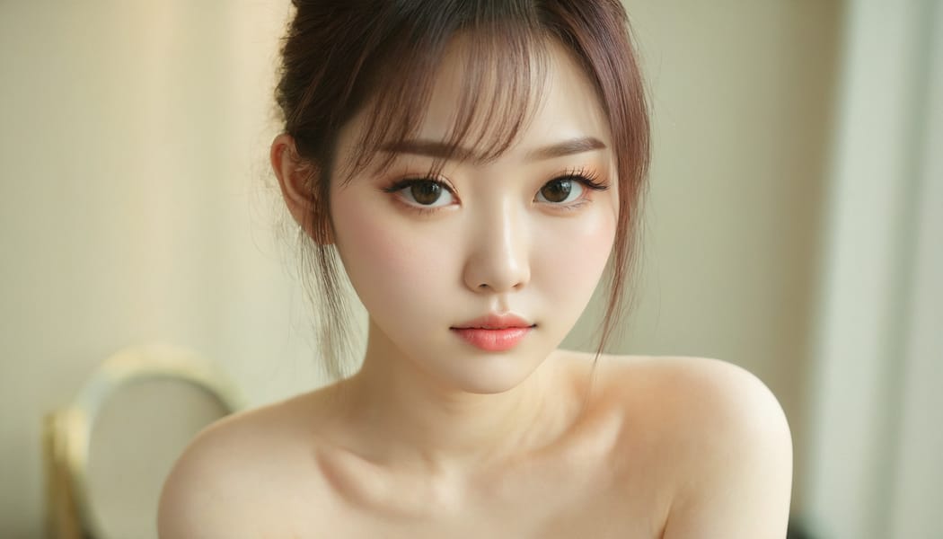 Tags: 21872187, SDXL
{"3": {"inputs": {"seed": 537740001063926, "steps": 64, "cfg": 6.1, "sampler_name": "dpmpp_2m", "scheduler": "karras", "denoise": 1.0, "model": ["27", 0], "positive": ["6", 0], "negative": ["7", 0], "latent_image": ["5", 0]}, "class_type": "KSampler"}, "4": {"inputs": {"ckpt_name": "juggernautxl.safetensors"}, "class_type": "CheckpointLoaderSimple"}, "5": {"inputs": {"width": 1344, "height": 768, "batch_size": 1}, "class_type": "EmptyLatentImage"}, "6": {"inputs": {"text": "19 year old girl, (chinese:1.10), (korean:1.13), (irish:1.01), (pale skin:1.07), (eyelashes:1.05), (seductive facial expression:1.10), (slim:1.02), (sexy lips:1.01), (blush:0.95), (detailed face:1.11), (seductive pose:0.96), (cute:0.98), (beautiful eyes:1.10), (temptress:1.10), (double eyelids:0.96), (in a seductive pose:1.06), (large perky breasts:1.05), (cleavage:1.03), (thigh gap:0.96), (an office lady:0.95), (natural looking skin:1.00), (detailed skin:1.02), (film:1.03), (soft lighting:1.00), (skin fuzz:1.03), (textured skin:1.02), (portra:1.09), (candid cinema:1.03), (RAW:1.04)", "clip": ["27", 1]}, "class_type": "CLIPTextEncode"}, "7": {"inputs": {"text": "(bad hands:1.10), (watermark:1.10), (distorted:1.11), (low resolution:1.13), (open mouth:1.09), (twisted:1.10), (worst quality:1.11)", "clip": ["27", 1]}, "class_type": "CLIPTextEncode"}, "8": {"inputs": {"samples": ["3", 0], "vae": ["4", 2]}, "class_type": "VAEDecode"}, "25": {"inputs": {"lora_name": "nudify_xl.safetensors", "strength_model": 0.29, "strength_clip": 0.3, "model": ["4", 0], "clip": ["4", 1]}, "class_type": "LoraLoader"}, "26": {"inputs": {"lora_name": "shirtlift_SDXL_v2.safetensors", "strength_model": 0.02, "strength_clip": 0.0, "model": ["25", 0], "clip": ["25", 1]}, "class_type": "LoraLoader"}, "27": {"inputs": {"lora_name": "PerfectEyesXL.safetensors", "strength_model": 0.15, "strength_clip": 0.16, "model": ["26", 0], "clip": ["26", 1]}, "class_type": "LoraLoader"}, "30": {"inputs": {"model_name": "4x_NMKD-Superscale-SP_178000_G.pth"}, "class_type": "UpscaleModelLoader"}, "31": {"inputs": {"upscale_model": ["30", 0], "image": ["8", 0]}, "class_type": "ImageUpscaleWithModel"}, "32": {"inputs": {"upscale_method": "lanczos", "scale_by": 0.5, "image": ["31", 0]}, "class_type": "ImageScaleBy"}, "33": {"inputs": {"pixels": ["32", 0], "vae": ["4", 2]}, "class_type": "VAEEncode"}, "34": {"inputs": {"seed": 537740001063926, "steps": 64, "cfg": 6.1, "sampler_name": "dpmpp_2m", "scheduler": "karras", "denoise": 0.3, "model": ["27", 0], "positive": ["6", 0], "negative": ["7", 0], "latent_image": ["33", 0]}, "class_type": "KSampler"}, "36": {"inputs": {"samples": ["34", 0], "vae": ["4", 2]}, "class_type": "VAEDecode"}, "39": {"inputs": {"filename_prefix": "comfyapi-1714007187987", "images": ["36", 0]}, "class_type": "SaveImage"}}