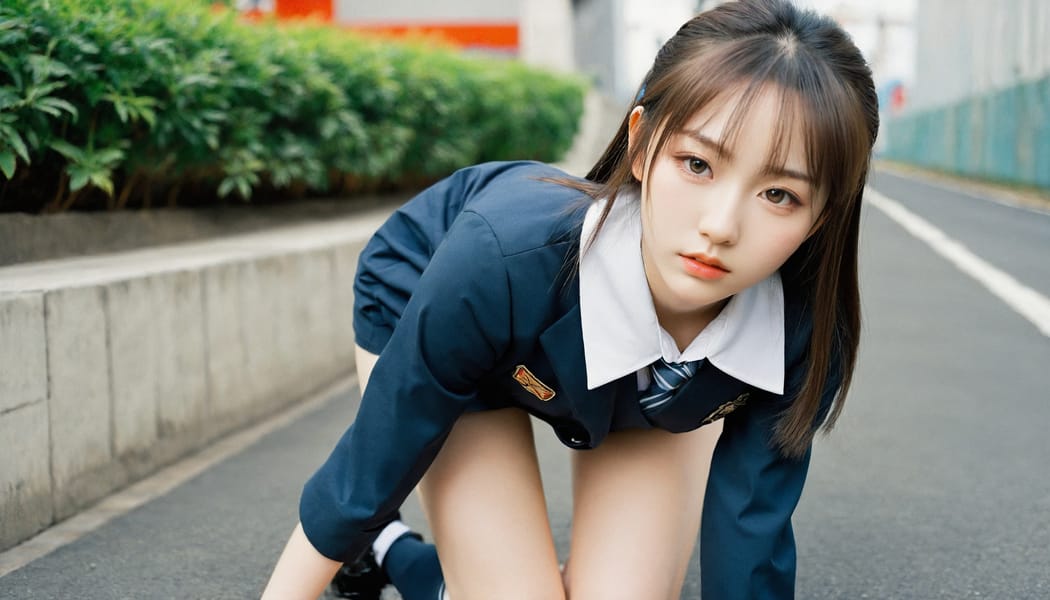 Tags: 21872187, SDXL
{"3": {"inputs": {"seed": 256101615890332, "steps": 32, "cfg": 7.08, "sampler_name": "dpmpp_2m", "scheduler": "karras", "denoise": 1.0, "model": ["27", 0], "positive": ["6", 0], "negative": ["7", 0], "latent_image": ["5", 0]}, "class_type": "KSampler"}, "4": {"inputs": {"ckpt_name": "leosamsHelloworldSDXL_helloworldSDXL32DPO.safetensors"}, "class_type": "CheckpointLoaderSimple"}, "5": {"inputs": {"width": 1344, "height": 768, "batch_size": 1}, "class_type": "EmptyLatentImage"}, "6": {"inputs": {"text": "20 year old girl, (japanese:1.06), (russian:1.08), (pale skin:0.95), (beautiful eyes:1.03), (eyelashes:1.05), (seductive facial expression:1.04), (idol:1.12), (temptress:1.06), (sexy lips:0.97), (cute:0.95), (seductive pose:1.09), (detailed face:1.08), (slim:1.08), (double eyelids:1.10), (blush:0.95), (on all fours:1.14), (spreading ass cheeks:1.04), (from behind:1.01), (backboob:1.05), (school uniform:1.09), choker, busy street, (film:1.04), (portra:1.03), (natural looking skin:1.04), (RAW:1.00), (detailed skin:1.09), (candid cinema:1.00), (soft lighting:1.07), (skin fuzz:1.04), (textured skin:1.08)", "clip": ["27", 1]}, "class_type": "CLIPTextEncode"}, "7": {"inputs": {"text": "(twisted:1.11), (bad hands:1.05), (open mouth:1.14), (worst quality:1.08), (low resolution:1.13), (watermark:1.08), (distorted:1.06)", "clip": ["27", 1]}, "class_type": "CLIPTextEncode"}, "8": {"inputs": {"samples": ["3", 0], "vae": ["4", 2]}, "class_type": "VAEDecode"}, "25": {"inputs": {"lora_name": "nudify_xl.safetensors", "strength_model": 0.35, "strength_clip": 0.13, "model": ["4", 0], "clip": ["4", 1]}, "class_type": "LoraLoader"}, "26": {"inputs": {"lora_name": "shirtlift_SDXL_v2.safetensors", "strength_model": 0.01, "strength_clip": 0.06, "model": ["25", 0], "clip": ["25", 1]}, "class_type": "LoraLoader"}, "27": {"inputs": {"lora_name": "PerfectEyesXL.safetensors", "strength_model": 0.15, "strength_clip": 0.08, "model": ["26", 0], "clip": ["26", 1]}, "class_type": "LoraLoader"}, "30": {"inputs": {"model_name": "4x_NMKD-Superscale-SP_178000_G.pth"}, "class_type": "UpscaleModelLoader"}, "31": {"inputs": {"upscale_model": ["30", 0], "image": ["8", 0]}, "class_type": "ImageUpscaleWithModel"}, "32": {"inputs": {"upscale_method": "lanczos", "scale_by": 0.5, "image": ["31", 0]}, "class_type": "ImageScaleBy"}, "33": {"inputs": {"pixels": ["32", 0], "vae": ["4", 2]}, "class_type": "VAEEncode"}, "34": {"inputs": {"seed": 256101615890332, "steps": 32, "cfg": 7.08, "sampler_name": "dpmpp_2m", "scheduler": "karras", "denoise": 0.3, "model": ["27", 0], "positive": ["6", 0], "negative": ["7", 0], "latent_image": ["33", 0]}, "class_type": "KSampler"}, "36": {"inputs": {"samples": ["34", 0], "vae": ["4", 2]}, "class_type": "VAEDecode"}, "39": {"inputs": {"filename_prefix": "comfyapi-1707263313316", "images": ["36", 0]}, "class_type": "SaveImage"}}