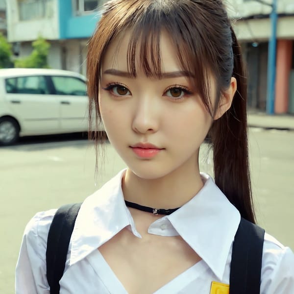 Tags: 21872187, SDXL
{"3": {"inputs": {"seed": 157692196636847, "steps": 32, "cfg": 6.75, "sampler_name": "dpmpp_2m", "scheduler": "karras", "denoise": 1.0, "model": ["27", 0], "positive": ["6", 0], "negative": ["7", 0], "latent_image": ["5", 0]}, "class_type": "KSampler"}, "4": {"inputs": {"ckpt_name": "juggernautxl.safetensors"}, "class_type": "CheckpointLoaderSimple"}, "5": {"inputs": {"width": 1024, "height": 1024, "batch_size": 1}, "class_type": "EmptyLatentImage"}, "6": {"inputs": {"text": "26 year old girl, (ukrainian:1.07), (japanese:1.10), (seductive pose:1.05), (seductive facial expression:1.14), (slim:1.11), (blush:0.98), (eyelashes:1.02), (sexy lips:1.06), (pale skin:0.98), (cute:1.07), (beautiful eyes:1.13), (double eyelids:0.98), (temptress:1.11), (idol:1.03), (detailed face:1.01), (perky ass:0.96), (exposed ass:1.05), (looking back:1.13), (sexy ass:1.09), (thigh gap:1.01), (school uniform:1.03), choker, busy street, (film:1.04), (detailed skin:1.07), (soft lighting:1.06), (textured skin:1.07), (RAW:1.01), (skin fuzz:1.05), (candid cinema:1.03), (natural looking skin:1.02)", "clip": ["27", 1]}, "class_type": "CLIPTextEncode"}, "7": {"inputs": {"text": "(bad hands:1.14), (worst quality:1.09), (low resolution:1.07), (watermark:1.10), (twisted:1.11), (open mouth:1.06), (distorted:1.07)", "clip": ["27", 1]}, "class_type": "CLIPTextEncode"}, "8": {"inputs": {"samples": ["3", 0], "vae": ["4", 2]}, "class_type": "VAEDecode"}, "25": {"inputs": {"lora_name": "nudify_xl.safetensors", "strength_model": 0.15, "strength_clip": 0.1, "model": ["4", 0], "clip": ["4", 1]}, "class_type": "LoraLoader"}, "26": {"inputs": {"lora_name": "shirtlift_SDXL_v2.safetensors", "strength_model": 0.19, "strength_clip": 0.19, "model": ["25", 0], "clip": ["25", 1]}, "class_type": "LoraLoader"}, "27": {"inputs": {"lora_name": "PerfectEyesXL.safetensors", "strength_model": 0.01, "strength_clip": 0.17, "model": ["26", 0], "clip": ["26", 1]}, "class_type": "LoraLoader"}, "30": {"inputs": {"model_name": "4x_NMKD-Superscale-SP_178000_G.pth"}, "class_type": "UpscaleModelLoader"}, "31": {"inputs": {"upscale_model": ["30", 0], "image": ["8", 0]}, "class_type": "ImageUpscaleWithModel"}, "32": {"inputs": {"upscale_method": "lanczos", "scale_by": 0.5, "image": ["31", 0]}, "class_type": "ImageScaleBy"}, "33": {"inputs": {"pixels": ["32", 0], "vae": ["4", 2]}, "class_type": "VAEEncode"}, "34": {"inputs": {"seed": 157692196636847, "steps": 32, "cfg": 6.75, "sampler_name": "dpmpp_2m", "scheduler": "karras", "denoise": 0.3, "model": ["27", 0], "positive": ["6", 0], "negative": ["7", 0], "latent_image": ["33", 0]}, "class_type": "KSampler"}, "36": {"inputs": {"samples": ["34", 0], "vae": ["4", 2]}, "class_type": "VAEDecode"}, "39": {"inputs": {"filename_prefix": "comfyapi-1735492825276", "images": ["36", 0]}, "class_type": "SaveImage"}}