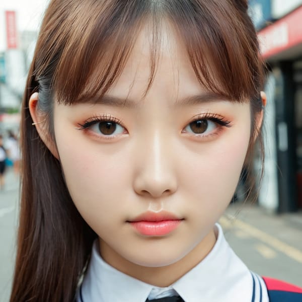 Tags: 21872187, SDXL
{"3": {"inputs": {"seed": 907088155039187, "steps": 64, "cfg": 6.05, "sampler_name": "dpmpp_2m", "scheduler": "karras", "denoise": 1.0, "model": ["27", 0], "positive": ["6", 0], "negative": ["7", 0], "latent_image": ["5", 0]}, "class_type": "KSampler"}, "4": {"inputs": {"ckpt_name": "juggernautxl.safetensors"}, "class_type": "CheckpointLoaderSimple"}, "5": {"inputs": {"width": 1024, "height": 1024, "batch_size": 1}, "class_type": "EmptyLatentImage"}, "6": {"inputs": {"text": "18 year old girl, (korean:1.07), (taiwanese:1.09), (russian:1.06), (double eyelids:1.08), (eyelashes:0.96), (slim:0.96), (idol:1.04), (beautiful eyes:1.11), (temptress:0.98), (detailed face:1.02), (cute:0.97), (seductive pose:1.12), (blush:1.07), (pale skin:0.97), (sexy lips:1.02), (on all fours:1.00), (spreading ass cheeks:1.02), (from behind:0.99), (backboob:1.06), (school uniform:1.03), choker, busy street, (skin fuzz:1.02), (RAW:1.06), (textured skin:1.01), (natural looking skin:1.00), (detailed skin:1.00), (soft lighting:1.05), (film:1.02), (candid cinema:1.03), (portra:1.03)", "clip": ["27", 1]}, "class_type": "CLIPTextEncode"}, "7": {"inputs": {"text": "(low resolution:1.12), (twisted:1.06), (distorted:1.13), (watermark:1.10), (worst quality:1.09), (open mouth:1.11), (bad hands:1.12)", "clip": ["27", 1]}, "class_type": "CLIPTextEncode"}, "8": {"inputs": {"samples": ["3", 0], "vae": ["4", 2]}, "class_type": "VAEDecode"}, "25": {"inputs": {"lora_name": "nudify_xl.safetensors", "strength_model": 0.17, "strength_clip": 0.13, "model": ["4", 0], "clip": ["4", 1]}, "class_type": "LoraLoader"}, "26": {"inputs": {"lora_name": "shirtlift_SDXL_v2.safetensors", "strength_model": 0.17, "strength_clip": 0.12, "model": ["25", 0], "clip": ["25", 1]}, "class_type": "LoraLoader"}, "27": {"inputs": {"lora_name": "PerfectEyesXL.safetensors", "strength_model": 0.19, "strength_clip": 0.02, "model": ["26", 0], "clip": ["26", 1]}, "class_type": "LoraLoader"}, "30": {"inputs": {"model_name": "4x_NMKD-Superscale-SP_178000_G.pth"}, "class_type": "UpscaleModelLoader"}, "31": {"inputs": {"upscale_model": ["30", 0], "image": ["8", 0]}, "class_type": "ImageUpscaleWithModel"}, "32": {"inputs": {"upscale_method": "lanczos", "scale_by": 0.5, "image": ["31", 0]}, "class_type": "ImageScaleBy"}, "33": {"inputs": {"pixels": ["32", 0], "vae": ["4", 2]}, "class_type": "VAEEncode"}, "34": {"inputs": {"seed": 907088155039187, "steps": 64, "cfg": 6.05, "sampler_name": "dpmpp_2m", "scheduler": "karras", "denoise": 0.3, "model": ["27", 0], "positive": ["6", 0], "negative": ["7", 0], "latent_image": ["33", 0]}, "class_type": "KSampler"}, "36": {"inputs": {"samples": ["34", 0], "vae": ["4", 2]}, "class_type": "VAEDecode"}, "39": {"inputs": {"filename_prefix": "comfyapi-1726283368578", "images": ["36", 0]}, "class_type": "SaveImage"}}