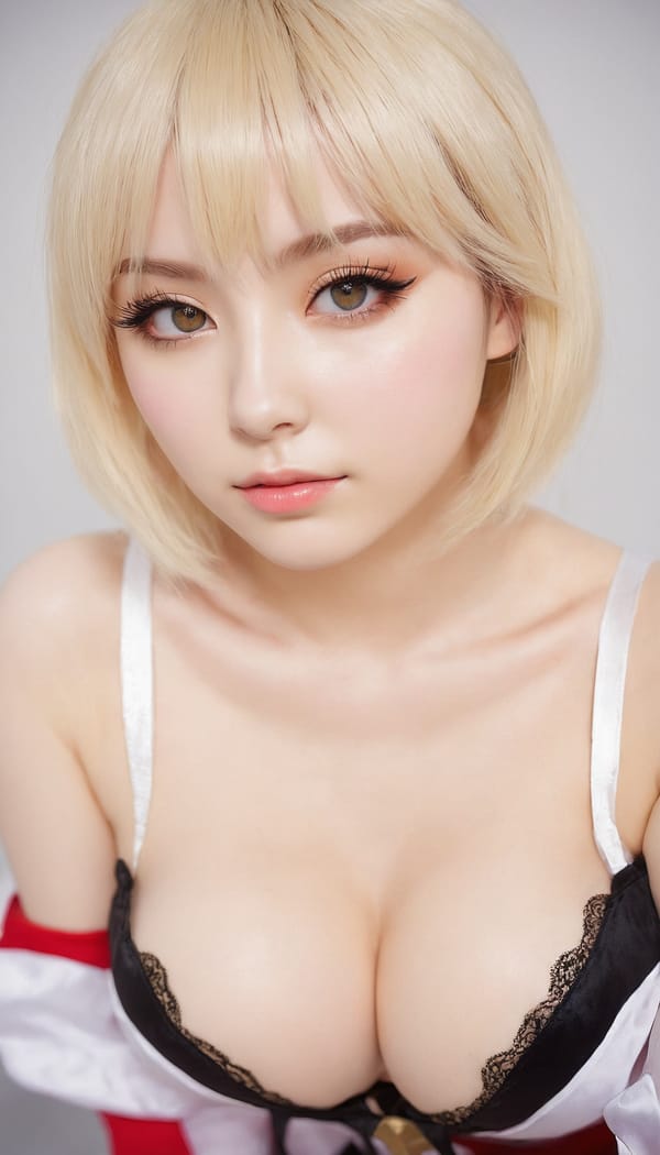 Tags: 21872187, SDXL
{"3": {"inputs": {"seed": 806389683512107, "steps": 64, "cfg": 5.83, "sampler_name": "dpmpp_2m", "scheduler": "karras", "denoise": 1.0, "model": ["27", 0], "positive": ["6", 0], "negative": ["7", 0], "latent_image": ["5", 0]}, "class_type": "KSampler"}, "4": {"inputs": {"ckpt_name": "juggernautxl.safetensors"}, "class_type": "CheckpointLoaderSimple"}, "5": {"inputs": {"width": 768, "height": 1344, "batch_size": 1}, "class_type": "EmptyLatentImage"}, "6": {"inputs": {"text": "27 year old girl, (russian:1.08), (beautiful eyes:1.14), (sexy lips:1.01), (eyelashes:0.97), (idol:1.06), (detailed face:0.99), (slim:1.00), (cute:1.12), (pale skin:0.99), (temptress:1.10), (seductive facial expression:1.00), (blush:0.95), (double eyelids:1.07), (in a seductive pose:1.01), (large perky breasts:0.97), (cleavage:1.01), (thigh gap:1.03), (in a cosplay:1.11) at comiket posing for camera, (portra:1.07), (soft lighting:1.05), (natural looking skin:1.00), (candid cinema:1.08), (RAW:1.00), (detailed skin:1.02), (textured skin:1.09), (film:1.08), (skin fuzz:1.09)", "clip": ["27", 1]}, "class_type": "CLIPTextEncode"}, "7": {"inputs": {"text": "(worst quality:1.05), (twisted:1.14), (open mouth:1.10), (low resolution:1.14), (bad hands:1.11), (distorted:1.12), (watermark:1.14)", "clip": ["27", 1]}, "class_type": "CLIPTextEncode"}, "8": {"inputs": {"samples": ["3", 0], "vae": ["4", 2]}, "class_type": "VAEDecode"}, "25": {"inputs": {"lora_name": "nudify_xl.safetensors", "strength_model": 0.12, "strength_clip": 0.34, "model": ["4", 0], "clip": ["4", 1]}, "class_type": "LoraLoader"}, "26": {"inputs": {"lora_name": "shirtlift_SDXL_v2.safetensors", "strength_model": 0.12, "strength_clip": 0.08, "model": ["25", 0], "clip": ["25", 1]}, "class_type": "LoraLoader"}, "27": {"inputs": {"lora_name": "PerfectEyesXL.safetensors", "strength_model": 0.06, "strength_clip": 0.0, "model": ["26", 0], "clip": ["26", 1]}, "class_type": "LoraLoader"}, "30": {"inputs": {"model_name": "4x_NMKD-Superscale-SP_178000_G.pth"}, "class_type": "UpscaleModelLoader"}, "31": {"inputs": {"upscale_model": ["30", 0], "image": ["8", 0]}, "class_type": "ImageUpscaleWithModel"}, "32": {"inputs": {"upscale_method": "lanczos", "scale_by": 0.5, "image": ["31", 0]}, "class_type": "ImageScaleBy"}, "33": {"inputs": {"pixels": ["32", 0], "vae": ["4", 2]}, "class_type": "VAEEncode"}, "34": {"inputs": {"seed": 806389683512107, "steps": 64, "cfg": 5.83, "sampler_name": "dpmpp_2m", "scheduler": "karras", "denoise": 0.3, "model": ["27", 0], "positive": ["6", 0], "negative": ["7", 0], "latent_image": ["33", 0]}, "class_type": "KSampler"}, "36": {"inputs": {"samples": ["34", 0], "vae": ["4", 2]}, "class_type": "VAEDecode"}, "39": {"inputs": {"filename_prefix": "comfyapi-1713500445366", "images": ["36", 0]}, "class_type": "SaveImage"}}