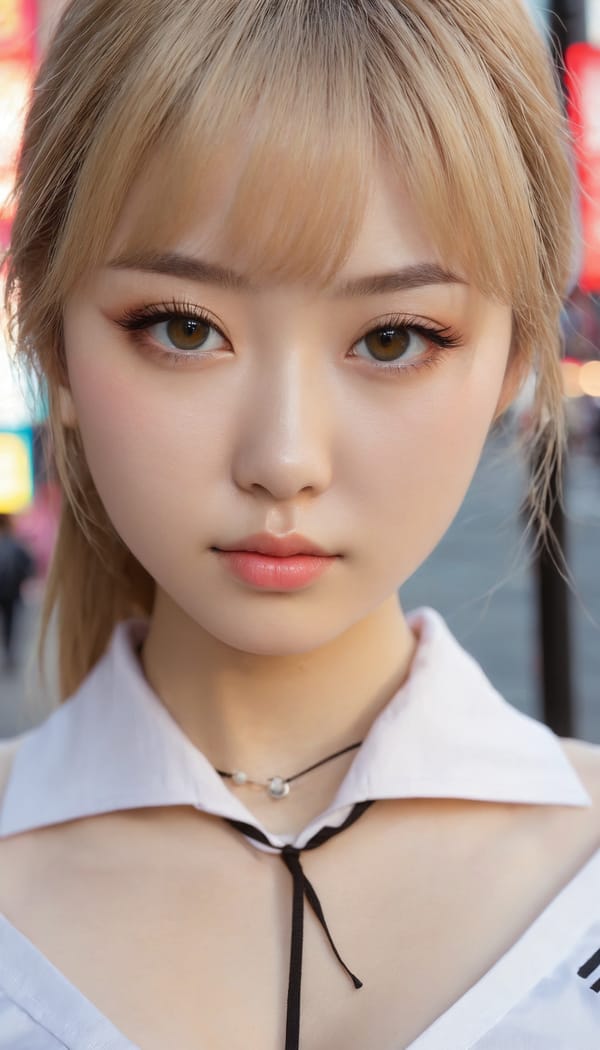 Tags: 21872187, SDXL
{"3": {"inputs": {"seed": 197216203820197, "steps": 32, "cfg": 6.52, "sampler_name": "dpmpp_2m", "scheduler": "karras", "denoise": 1.0, "model": ["27", 0], "positive": ["6", 0], "negative": ["7", 0], "latent_image": ["5", 0]}, "class_type": "KSampler"}, "4": {"inputs": {"ckpt_name": "juggernautxl.safetensors"}, "class_type": "CheckpointLoaderSimple"}, "5": {"inputs": {"width": 768, "height": 1344, "batch_size": 1}, "class_type": "EmptyLatentImage"}, "6": {"inputs": {"text": "22 year old girl, (japanese:1.09), (russian:1.12), (beautiful eyes:1.05), (seductive pose:1.02), (temptress:1.05), (double eyelids:1.01), (idol:1.02), (pale skin:1.07), (slim:0.95), (seductive facial expression:1.10), (sexy lips:1.03), (detailed face:0.95), (cute:1.05), (eyelashes:1.08), (in a seductive pose:1.06), (large perky breasts:1.07), (cleavage:1.13), (thigh gap:1.09), (school uniform:1.07), choker, busy street, (candid cinema:1.04), (film:1.07), (RAW:1.07), (detailed skin:1.07), (soft lighting:1.08), (skin fuzz:1.06), (natural looking skin:1.02), (textured skin:1.09), (portra:1.08)", "clip": ["27", 1]}, "class_type": "CLIPTextEncode"}, "7": {"inputs": {"text": "(distorted:1.11), (worst quality:1.14), (bad hands:1.10), (twisted:1.10), (low resolution:1.05), (watermark:1.13), (open mouth:1.08)", "clip": ["27", 1]}, "class_type": "CLIPTextEncode"}, "8": {"inputs": {"samples": ["3", 0], "vae": ["4", 2]}, "class_type": "VAEDecode"}, "25": {"inputs": {"lora_name": "nudify_xl.safetensors", "strength_model": 0.11, "strength_clip": 0.03, "model": ["4", 0], "clip": ["4", 1]}, "class_type": "LoraLoader"}, "26": {"inputs": {"lora_name": "shirtlift_SDXL_v2.safetensors", "strength_model": 0.04, "strength_clip": 0.08, "model": ["25", 0], "clip": ["25", 1]}, "class_type": "LoraLoader"}, "27": {"inputs": {"lora_name": "PerfectEyesXL.safetensors", "strength_model": 0.05, "strength_clip": 0.19, "model": ["26", 0], "clip": ["26", 1]}, "class_type": "LoraLoader"}, "30": {"inputs": {"model_name": "4x_NMKD-Superscale-SP_178000_G.pth"}, "class_type": "UpscaleModelLoader"}, "31": {"inputs": {"upscale_model": ["30", 0], "image": ["8", 0]}, "class_type": "ImageUpscaleWithModel"}, "32": {"inputs": {"upscale_method": "lanczos", "scale_by": 0.5, "image": ["31", 0]}, "class_type": "ImageScaleBy"}, "33": {"inputs": {"pixels": ["32", 0], "vae": ["4", 2]}, "class_type": "VAEEncode"}, "34": {"inputs": {"seed": 197216203820197, "steps": 32, "cfg": 6.52, "sampler_name": "dpmpp_2m", "scheduler": "karras", "denoise": 0.3, "model": ["27", 0], "positive": ["6", 0], "negative": ["7", 0], "latent_image": ["33", 0]}, "class_type": "KSampler"}, "36": {"inputs": {"samples": ["34", 0], "vae": ["4", 2]}, "class_type": "VAEDecode"}, "39": {"inputs": {"filename_prefix": "comfyapi-1716289641842", "images": ["36", 0]}, "class_type": "SaveImage"}}