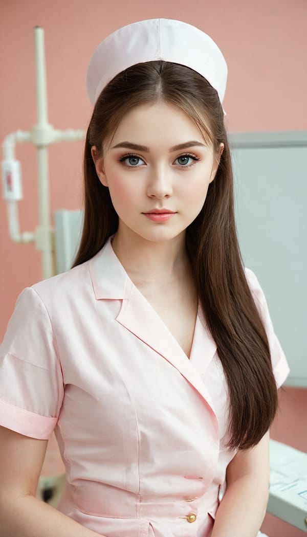 Tags: 21872187, SDXL
{"3": {"inputs": {"seed": 215507937897692, "steps": 32, "cfg": 6.28, "sampler_name": "dpmpp_2m", "scheduler": "karras", "denoise": 1.0, "model": ["27", 0], "positive": ["6", 0], "negative": ["7", 0], "latent_image": ["5", 0]}, "class_type": "KSampler"}, "4": {"inputs": {"ckpt_name": "juggernautXL_v8Rundiffusion.safetensors"}, "class_type": "CheckpointLoaderSimple"}, "5": {"inputs": {"width": 768, "height": 1344, "batch_size": 1}, "class_type": "EmptyLatentImage"}, "6": {"inputs": {"text": "22 year old girl, (russian:1.06), (seductive pose:1.10), (beautiful eyes:0.99), (idol:1.10), (sexy lips:1.03), (blush:1.04), (seductive facial expression:1.02), (pale skin:1.07), (temptress:1.06), (double eyelids:1.08), (detailed face:1.13), (eyelashes:0.99), (slim:1.02), (cute:0.97), (in a seductive pose:0.96), (large perky breasts:1.00), (cleavage:1.01), (thigh gap:1.03), (nurse in uniform:0.97) working in a hospital ward, (portra:1.08), (skin fuzz:1.07), (natural looking skin:1.03), (candid cinema:1.01), (soft lighting:1.04), (film:1.05), (textured skin:1.05), (RAW:1.03), (detailed skin:1.00)", "clip": ["27", 1]}, "class_type": "CLIPTextEncode"}, "7": {"inputs": {"text": "(distorted:1.07), (twisted:1.14), (worst quality:1.06), (low resolution:1.05), (watermark:1.13), (open mouth:1.08), (bad hands:1.07)", "clip": ["27", 1]}, "class_type": "CLIPTextEncode"}, "8": {"inputs": {"samples": ["3", 0], "vae": ["4", 2]}, "class_type": "VAEDecode"}, "25": {"inputs": {"lora_name": "nudify_xl.safetensors", "strength_model": 0.04, "strength_clip": 0.39, "model": ["4", 0], "clip": ["4", 1]}, "class_type": "LoraLoader"}, "26": {"inputs": {"lora_name": "shirtlift_SDXL_v2.safetensors", "strength_model": 0.06, "strength_clip": 0.16, "model": ["25", 0], "clip": ["25", 1]}, "class_type": "LoraLoader"}, "27": {"inputs": {"lora_name": "PerfectEyesXL.safetensors", "strength_model": 0.09, "strength_clip": 0.07, "model": ["26", 0], "clip": ["26", 1]}, "class_type": "LoraLoader"}, "30": {"inputs": {"model_name": "4x_NMKD-Superscale-SP_178000_G.pth"}, "class_type": "UpscaleModelLoader"}, "31": {"inputs": {"upscale_model": ["30", 0], "image": ["8", 0]}, "class_type": "ImageUpscaleWithModel"}, "32": {"inputs": {"upscale_method": "lanczos", "scale_by": 0.5, "image": ["31", 0]}, "class_type": "ImageScaleBy"}, "33": {"inputs": {"pixels": ["32", 0], "vae": ["4", 2]}, "class_type": "VAEEncode"}, "34": {"inputs": {"seed": 215507937897692, "steps": 32, "cfg": 6.28, "sampler_name": "dpmpp_2m", "scheduler": "karras", "denoise": 0.3, "model": ["27", 0], "positive": ["6", 0], "negative": ["7", 0], "latent_image": ["33", 0]}, "class_type": "KSampler"}, "36": {"inputs": {"samples": ["34", 0], "vae": ["4", 2]}, "class_type": "VAEDecode"}, "39": {"inputs": {"filename_prefix": "comfyapi-1707804705353", "images": ["36", 0]}, "class_type": "SaveImage"}}