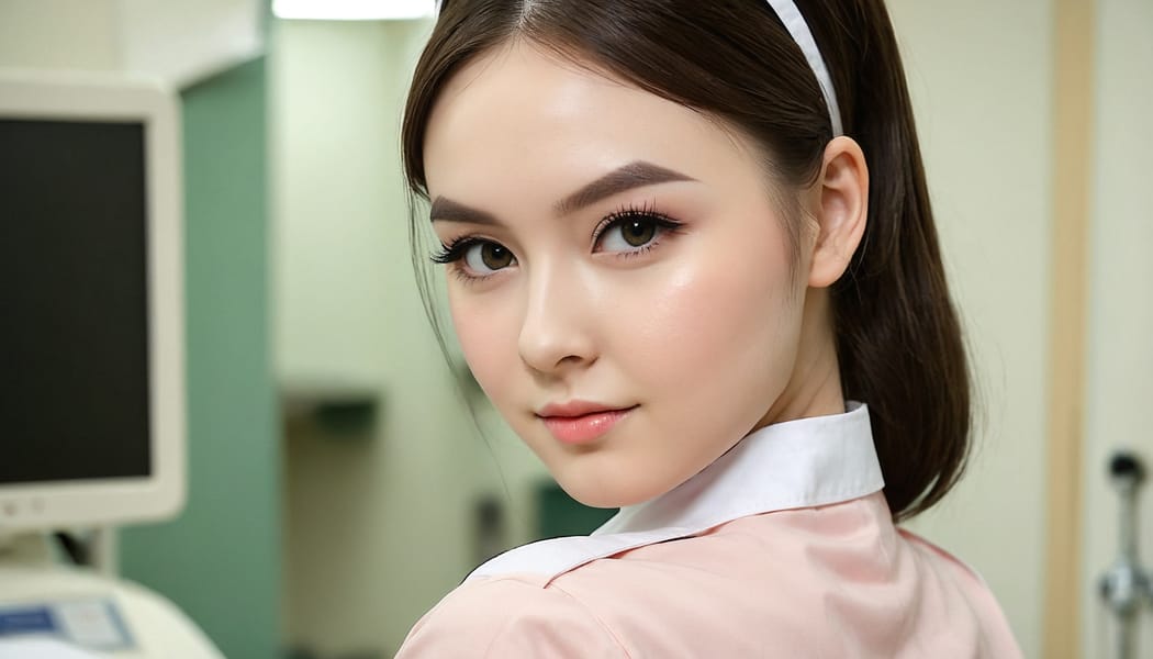 Tags: 21872187, SDXL
{"3": {"inputs": {"seed": 495049327298185, "steps": 32, "cfg": 6.82, "sampler_name": "dpmpp_2m", "scheduler": "karras", "denoise": 1.0, "model": ["27", 0], "positive": ["6", 0], "negative": ["7", 0], "latent_image": ["5", 0]}, "class_type": "KSampler"}, "4": {"inputs": {"ckpt_name": "juggernautXL_v8Rundiffusion.safetensors"}, "class_type": "CheckpointLoaderSimple"}, "5": {"inputs": {"width": 1344, "height": 768, "batch_size": 1}, "class_type": "EmptyLatentImage"}, "6": {"inputs": {"text": "26 year old girl, (seductive facial expression:1.14), (cute:1.09), (blush:1.13), (idol:1.00), (detailed face:1.08), (slim:0.99), (temptress:1.06), (seductive pose:0.97), (pale skin:1.02), (double eyelids:0.99), (eyelashes:1.05), (beautiful eyes:0.99), (on all fours:1.10), (spreading ass cheeks:1.12), (from behind:1.09), (backboob:1.07), (nurse in uniform:1.04) working in a hospital ward, (natural looking skin:1.02), (RAW:1.03), (film:1.02), (skin fuzz:1.09), (portra:1.06), (soft lighting:1.05), (textured skin:1.02), (detailed skin:1.02), (candid cinema:1.03)", "clip": ["27", 1]}, "class_type": "CLIPTextEncode"}, "7": {"inputs": {"text": "(open mouth:1.05), (twisted:1.07), (bad hands:1.06), (watermark:1.09), (distorted:1.13), (worst quality:1.11), (low resolution:1.05)", "clip": ["27", 1]}, "class_type": "CLIPTextEncode"}, "8": {"inputs": {"samples": ["3", 0], "vae": ["4", 2]}, "class_type": "VAEDecode"}, "25": {"inputs": {"lora_name": "nudify_xl.safetensors", "strength_model": 0.09, "strength_clip": 0.31, "model": ["4", 0], "clip": ["4", 1]}, "class_type": "LoraLoader"}, "26": {"inputs": {"lora_name": "shirtlift_SDXL_v2.safetensors", "strength_model": 0.17, "strength_clip": 0.02, "model": ["25", 0], "clip": ["25", 1]}, "class_type": "LoraLoader"}, "27": {"inputs": {"lora_name": "PerfectEyesXL.safetensors", "strength_model": 0.08, "strength_clip": 0.16, "model": ["26", 0], "clip": ["26", 1]}, "class_type": "LoraLoader"}, "30": {"inputs": {"model_name": "4x_NMKD-Superscale-SP_178000_G.pth"}, "class_type": "UpscaleModelLoader"}, "31": {"inputs": {"upscale_model": ["30", 0], "image": ["8", 0]}, "class_type": "ImageUpscaleWithModel"}, "32": {"inputs": {"upscale_method": "lanczos", "scale_by": 0.5, "image": ["31", 0]}, "class_type": "ImageScaleBy"}, "33": {"inputs": {"pixels": ["32", 0], "vae": ["4", 2]}, "class_type": "VAEEncode"}, "34": {"inputs": {"seed": 495049327298185, "steps": 32, "cfg": 6.82, "sampler_name": "dpmpp_2m", "scheduler": "karras", "denoise": 0.3, "model": ["27", 0], "positive": ["6", 0], "negative": ["7", 0], "latent_image": ["33", 0]}, "class_type": "KSampler"}, "36": {"inputs": {"samples": ["34", 0], "vae": ["4", 2]}, "class_type": "VAEDecode"}, "39": {"inputs": {"filename_prefix": "comfyapi-1708140128383", "images": ["36", 0]}, "class_type": "SaveImage"}}