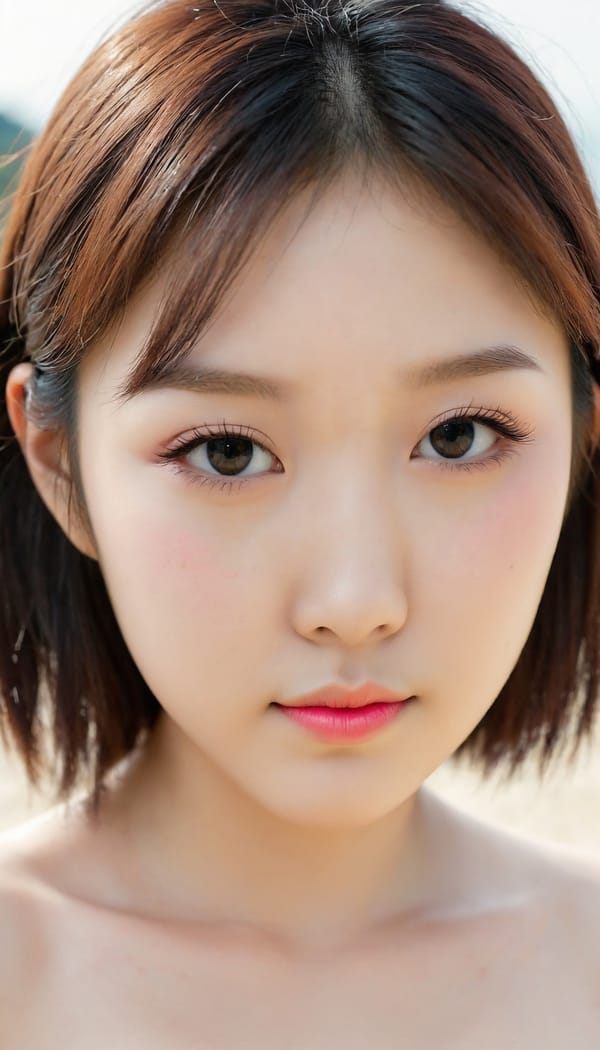 Tags: 21872187, SDXL
{"3": {"inputs": {"seed": 843488158542690, "steps": 64, "cfg": 6.88, "sampler_name": "dpmpp_2m", "scheduler": "karras", "denoise": 1.0, "model": ["27", 0], "positive": ["6", 0], "negative": ["7", 0], "latent_image": ["5", 0]}, "class_type": "KSampler"}, "4": {"inputs": {"ckpt_name": "juggernautXL_v8Rundiffusion.safetensors"}, "class_type": "CheckpointLoaderSimple"}, "5": {"inputs": {"width": 768, "height": 1344, "batch_size": 1}, "class_type": "EmptyLatentImage"}, "6": {"inputs": {"text": "21 year old girl, (japanese:0.96), (chinese:1.06), (cute:0.95), (eyelashes:1.08), (pale skin:1.01), (blush:1.14), (slim:0.99), (double eyelids:1.06), (seductive facial expression:1.13), (detailed face:1.11), (sexy lips:1.13), (seductive pose:0.96), (beautiful eyes:1.05), (idol:1.13), (in a seductive pose:1.05), (large perky breasts:1.13), (cleavage:1.09), (thigh gap:1.08), strolling (nude:1.09) at a beach, (natural looking skin:1.09), (textured skin:1.09), (portra:1.02), (skin fuzz:1.05), (detailed skin:1.02), (film:1.00), (candid cinema:1.02), (RAW:1.09), (soft lighting:1.04)", "clip": ["27", 1]}, "class_type": "CLIPTextEncode"}, "7": {"inputs": {"text": "(bad hands:1.10), (worst quality:1.09), (low resolution:1.08), (twisted:1.10), (watermark:1.12), (open mouth:1.09), (distorted:1.07)", "clip": ["27", 1]}, "class_type": "CLIPTextEncode"}, "8": {"inputs": {"samples": ["3", 0], "vae": ["4", 2]}, "class_type": "VAEDecode"}, "25": {"inputs": {"lora_name": "nudify_xl.safetensors", "strength_model": 0.0, "strength_clip": 0.19, "model": ["4", 0], "clip": ["4", 1]}, "class_type": "LoraLoader"}, "26": {"inputs": {"lora_name": "shirtlift_SDXL_v2.safetensors", "strength_model": 0.11, "strength_clip": 0.1, "model": ["25", 0], "clip": ["25", 1]}, "class_type": "LoraLoader"}, "27": {"inputs": {"lora_name": "PerfectEyesXL.safetensors", "strength_model": 0.11, "strength_clip": 0.02, "model": ["26", 0], "clip": ["26", 1]}, "class_type": "LoraLoader"}, "30": {"inputs": {"model_name": "4x_NMKD-Superscale-SP_178000_G.pth"}, "class_type": "UpscaleModelLoader"}, "31": {"inputs": {"upscale_model": ["30", 0], "image": ["8", 0]}, "class_type": "ImageUpscaleWithModel"}, "32": {"inputs": {"upscale_method": "lanczos", "scale_by": 0.5, "image": ["31", 0]}, "class_type": "ImageScaleBy"}, "33": {"inputs": {"pixels": ["32", 0], "vae": ["4", 2]}, "class_type": "VAEEncode"}, "34": {"inputs": {"seed": 843488158542690, "steps": 64, "cfg": 6.88, "sampler_name": "dpmpp_2m", "scheduler": "karras", "denoise": 0.3, "model": ["27", 0], "positive": ["6", 0], "negative": ["7", 0], "latent_image": ["33", 0]}, "class_type": "KSampler"}, "36": {"inputs": {"samples": ["34", 0], "vae": ["4", 2]}, "class_type": "VAEDecode"}, "39": {"inputs": {"filename_prefix": "comfyapi-1707602829468", "images": ["36", 0]}, "class_type": "SaveImage"}}