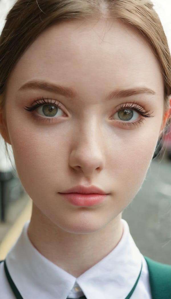 Tags: 21872187, SDXL
{"3": {"inputs": {"seed": 889408648022517, "steps": 32, "cfg": 5.7, "sampler_name": "dpmpp_2m", "scheduler": "karras", "denoise": 1.0, "model": ["27", 0], "positive": ["6", 0], "negative": ["7", 0], "latent_image": ["5", 0]}, "class_type": "KSampler"}, "4": {"inputs": {"ckpt_name": "juggernautxl.safetensors"}, "class_type": "CheckpointLoaderSimple"}, "5": {"inputs": {"width": 768, "height": 1344, "batch_size": 1}, "class_type": "EmptyLatentImage"}, "6": {"inputs": {"text": "26 year old girl, (irish:1.13), (beautiful eyes:1.06), (sexy lips:1.10), (detailed face:1.10), (eyelashes:1.01), (blush:1.00), (seductive facial expression:0.95), (double eyelids:1.04), (seductive pose:0.96), (pale skin:1.12), (idol:1.00), (slim:0.95), (perky ass:1.12), (exposed ass:1.07), (looking back:0.95), (sexy ass:1.07), (thigh gap:1.08), (school uniform:0.96), choker, busy street, (textured skin:1.01), (film:1.09), (candid cinema:1.03), (portra:1.03), (natural looking skin:1.02), (detailed skin:1.02), (skin fuzz:1.05), (RAW:1.05), (soft lighting:1.02)", "clip": ["27", 1]}, "class_type": "CLIPTextEncode"}, "7": {"inputs": {"text": "(watermark:1.12), (bad hands:1.13), (twisted:1.10), (open mouth:1.11), (worst quality:1.06), (low resolution:1.12), (distorted:1.10)", "clip": ["27", 1]}, "class_type": "CLIPTextEncode"}, "8": {"inputs": {"samples": ["3", 0], "vae": ["4", 2]}, "class_type": "VAEDecode"}, "25": {"inputs": {"lora_name": "nudify_xl.safetensors", "strength_model": 0.39, "strength_clip": 0.3, "model": ["4", 0], "clip": ["4", 1]}, "class_type": "LoraLoader"}, "26": {"inputs": {"lora_name": "shirtlift_SDXL_v2.safetensors", "strength_model": 0.08, "strength_clip": 0.05, "model": ["25", 0], "clip": ["25", 1]}, "class_type": "LoraLoader"}, "27": {"inputs": {"lora_name": "PerfectEyesXL.safetensors", "strength_model": 0.03, "strength_clip": 0.18, "model": ["26", 0], "clip": ["26", 1]}, "class_type": "LoraLoader"}, "30": {"inputs": {"model_name": "4x_NMKD-Superscale-SP_178000_G.pth"}, "class_type": "UpscaleModelLoader"}, "31": {"inputs": {"upscale_model": ["30", 0], "image": ["8", 0]}, "class_type": "ImageUpscaleWithModel"}, "32": {"inputs": {"upscale_method": "lanczos", "scale_by": 0.5, "image": ["31", 0]}, "class_type": "ImageScaleBy"}, "33": {"inputs": {"pixels": ["32", 0], "vae": ["4", 2]}, "class_type": "VAEEncode"}, "34": {"inputs": {"seed": 889408648022517, "steps": 32, "cfg": 5.7, "sampler_name": "dpmpp_2m", "scheduler": "karras", "denoise": 0.3, "model": ["27", 0], "positive": ["6", 0], "negative": ["7", 0], "latent_image": ["33", 0]}, "class_type": "KSampler"}, "36": {"inputs": {"samples": ["34", 0], "vae": ["4", 2]}, "class_type": "VAEDecode"}, "39": {"inputs": {"filename_prefix": "comfyapi-1716066086800", "images": ["36", 0]}, "class_type": "SaveImage"}}