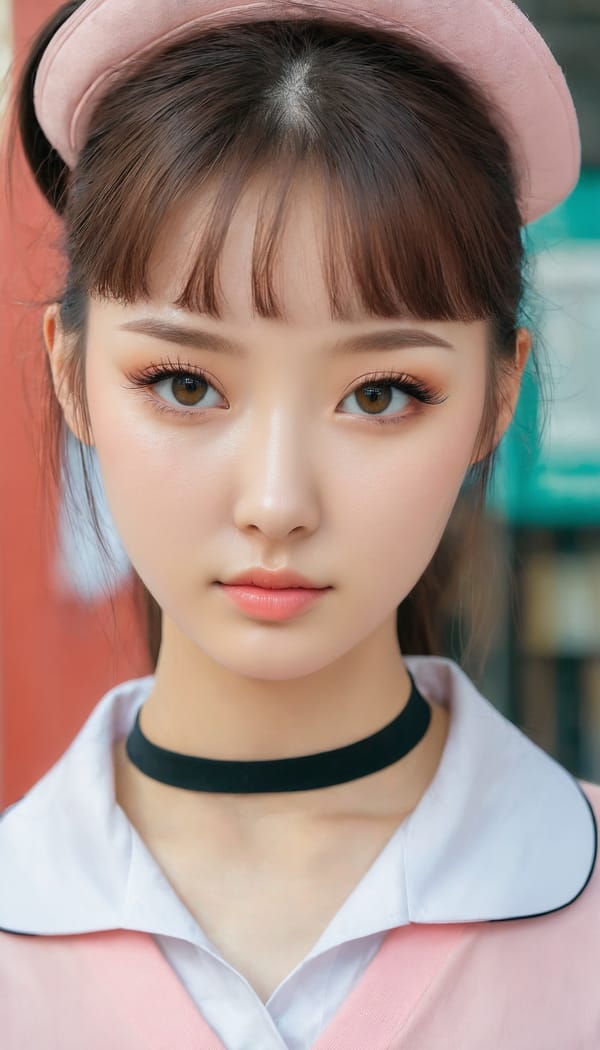 Tags: 21872187, SDXL
{"3": {"inputs": {"seed": 620117907282685, "steps": 32, "cfg": 7.13, "sampler_name": "dpmpp_2m", "scheduler": "karras", "denoise": 1.0, "model": ["27", 0], "positive": ["6", 0], "negative": ["7", 0], "latent_image": ["5", 0]}, "class_type": "KSampler"}, "4": {"inputs": {"ckpt_name": "juggernautxl.safetensors"}, "class_type": "CheckpointLoaderSimple"}, "5": {"inputs": {"width": 768, "height": 1344, "batch_size": 1}, "class_type": "EmptyLatentImage"}, "6": {"inputs": {"text": "21 year old girl, (russian:1.09), (ukrainian:1.13), (korean:1.14), (eyelashes:1.12), (slim:1.14), (seductive pose:1.08), (seductive facial expression:1.14), (temptress:1.13), (detailed face:1.09), (cute:0.98), (double eyelids:1.07), (blush:1.14), (sexy lips:1.00), (idol:0.96), (beautiful eyes:1.00), (pale skin:0.98), (in a seductive pose:1.04), (large perky breasts:1.00), (cleavage:1.04), (thigh gap:1.04), (school uniform:1.09), choker, busy street, (film:1.05), (detailed skin:1.06), (textured skin:1.03), (portra:1.01), (skin fuzz:1.02), (candid cinema:1.03), (natural looking skin:1.04), (soft lighting:1.00), (RAW:1.05)", "clip": ["27", 1]}, "class_type": "CLIPTextEncode"}, "7": {"inputs": {"text": "(low resolution:1.13), (watermark:1.06), (twisted:1.05), (worst quality:1.09), (distorted:1.14), (bad hands:1.08), (open mouth:1.06)", "clip": ["27", 1]}, "class_type": "CLIPTextEncode"}, "8": {"inputs": {"samples": ["3", 0], "vae": ["4", 2]}, "class_type": "VAEDecode"}, "25": {"inputs": {"lora_name": "nudify_xl.safetensors", "strength_model": 0.01, "strength_clip": 0.01, "model": ["4", 0], "clip": ["4", 1]}, "class_type": "LoraLoader"}, "26": {"inputs": {"lora_name": "shirtlift_SDXL_v2.safetensors", "strength_model": 0.19, "strength_clip": 0.12, "model": ["25", 0], "clip": ["25", 1]}, "class_type": "LoraLoader"}, "27": {"inputs": {"lora_name": "PerfectEyesXL.safetensors", "strength_model": 0.12, "strength_clip": 0.14, "model": ["26", 0], "clip": ["26", 1]}, "class_type": "LoraLoader"}, "30": {"inputs": {"model_name": "4x_NMKD-Superscale-SP_178000_G.pth"}, "class_type": "UpscaleModelLoader"}, "31": {"inputs": {"upscale_model": ["30", 0], "image": ["8", 0]}, "class_type": "ImageUpscaleWithModel"}, "32": {"inputs": {"upscale_method": "lanczos", "scale_by": 0.5, "image": ["31", 0]}, "class_type": "ImageScaleBy"}, "33": {"inputs": {"pixels": ["32", 0], "vae": ["4", 2]}, "class_type": "VAEEncode"}, "34": {"inputs": {"seed": 620117907282685, "steps": 32, "cfg": 7.13, "sampler_name": "dpmpp_2m", "scheduler": "karras", "denoise": 0.3, "model": ["27", 0], "positive": ["6", 0], "negative": ["7", 0], "latent_image": ["33", 0]}, "class_type": "KSampler"}, "36": {"inputs": {"samples": ["34", 0], "vae": ["4", 2]}, "class_type": "VAEDecode"}, "39": {"inputs": {"filename_prefix": "comfyapi-1714946405059", "images": ["36", 0]}, "class_type": "SaveImage"}}