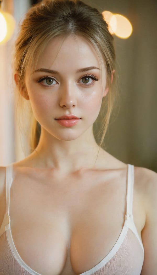 Tags: 21872187, SDXL
{"3": {"inputs": {"seed": 252519105596786, "steps": 64, "cfg": 5.25, "sampler_name": "dpmpp_2m", "scheduler": "karras", "denoise": 1.0, "model": ["27", 0], "positive": ["6", 0], "negative": ["7", 0], "latent_image": ["5", 0]}, "class_type": "KSampler"}, "4": {"inputs": {"ckpt_name": "juggernautxl.safetensors"}, "class_type": "CheckpointLoaderSimple"}, "5": {"inputs": {"width": 768, "height": 1344, "batch_size": 1}, "class_type": "EmptyLatentImage"}, "6": {"inputs": {"text": "26 year old girl, (ukrainian:1.02), (beautiful eyes:1.02), (pale skin:1.14), (temptress:1.02), (cute:0.95), (blush:1.12), (sexy lips:1.06), (idol:1.02), (double eyelids:1.01), (detailed face:1.13), (eyelashes:0.98), (seductive pose:0.96), (slim:1.14), (in a seductive pose:0.96), (large perky breasts:1.00), (cleavage:0.99), (thigh gap:1.12), (white tanktop:1.06), busy street, (soft lighting:1.08), (RAW:1.08), (film:1.06), (detailed skin:1.04), (skin fuzz:1.05), (candid cinema:1.06), (portra:1.01), (natural looking skin:1.07), (textured skin:1.04)", "clip": ["27", 1]}, "class_type": "CLIPTextEncode"}, "7": {"inputs": {"text": "(bad hands:1.13), (low resolution:1.13), (open mouth:1.13), (twisted:1.13), (worst quality:1.06), (distorted:1.09), (watermark:1.07)", "clip": ["27", 1]}, "class_type": "CLIPTextEncode"}, "8": {"inputs": {"samples": ["3", 0], "vae": ["4", 2]}, "class_type": "VAEDecode"}, "25": {"inputs": {"lora_name": "nudify_xl.safetensors", "strength_model": 0.2, "strength_clip": 0.12, "model": ["4", 0], "clip": ["4", 1]}, "class_type": "LoraLoader"}, "26": {"inputs": {"lora_name": "shirtlift_SDXL_v2.safetensors", "strength_model": 0.15, "strength_clip": 0.0, "model": ["25", 0], "clip": ["25", 1]}, "class_type": "LoraLoader"}, "27": {"inputs": {"lora_name": "PerfectEyesXL.safetensors", "strength_model": 0.05, "strength_clip": 0.06, "model": ["26", 0], "clip": ["26", 1]}, "class_type": "LoraLoader"}, "30": {"inputs": {"model_name": "4x_NMKD-Superscale-SP_178000_G.pth"}, "class_type": "UpscaleModelLoader"}, "31": {"inputs": {"upscale_model": ["30", 0], "image": ["8", 0]}, "class_type": "ImageUpscaleWithModel"}, "32": {"inputs": {"upscale_method": "lanczos", "scale_by": 0.5, "image": ["31", 0]}, "class_type": "ImageScaleBy"}, "33": {"inputs": {"pixels": ["32", 0], "vae": ["4", 2]}, "class_type": "VAEEncode"}, "34": {"inputs": {"seed": 252519105596786, "steps": 64, "cfg": 5.25, "sampler_name": "dpmpp_2m", "scheduler": "karras", "denoise": 0.3, "model": ["27", 0], "positive": ["6", 0], "negative": ["7", 0], "latent_image": ["33", 0]}, "class_type": "KSampler"}, "36": {"inputs": {"samples": ["34", 0], "vae": ["4", 2]}, "class_type": "VAEDecode"}, "39": {"inputs": {"filename_prefix": "comfyapi-1726161818855", "images": ["36", 0]}, "class_type": "SaveImage"}}