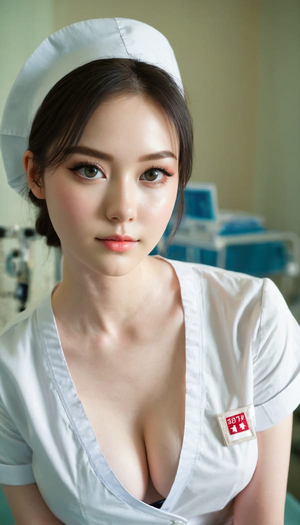 Tags: 21872187, SDXL
{"3": {"inputs": {"seed": 332951482814623, "steps": 64, "cfg": 7.3, "sampler_name": "dpmpp_2m", "scheduler": "karras", "denoise": 1.0, "model": ["27", 0], "positive": ["6", 0], "negative": ["7", 0], "latent_image": ["5", 0]}, "class_type": "KSampler"}, "4": {"inputs": {"ckpt_name": "juggernautxl.safetensors"}, "class_type": "CheckpointLoaderSimple"}, "5": {"inputs": {"width": 768, "height": 1344, "batch_size": 1}, "class_type": "EmptyLatentImage"}, "6": {"inputs": {"text": "24 year old girl, (temptress:1.05), (double eyelids:0.95), (pale skin:1.00), (cute:0.96), (blush:0.97), (seductive pose:1.10), (eyelashes:1.08), (idol:1.11), (beautiful eyes:1.07), (slim:1.05), (detailed face:1.07), (seductive facial expression:1.03), (in a seductive pose:1.06), (large perky breasts:1.02), (cleavage:0.96), (thigh gap:1.12), (nurse in uniform:1.13) working in a hospital ward, (candid cinema:1.07), (skin fuzz:1.08), (natural looking skin:1.04), (soft lighting:1.01), (detailed skin:1.04), (textured skin:1.09), (portra:1.08), (film:1.05), (RAW:1.07)", "clip": ["27", 1]}, "class_type": "CLIPTextEncode"}, "7": {"inputs": {"text": "(bad hands:1.11), (worst quality:1.10), (watermark:1.10), (distorted:1.07), (open mouth:1.10), (twisted:1.08), (low resolution:1.09)", "clip": ["27", 1]}, "class_type": "CLIPTextEncode"}, "8": {"inputs": {"samples": ["3", 0], "vae": ["4", 2]}, "class_type": "VAEDecode"}, "25": {"inputs": {"lora_name": "nudify_xl.safetensors", "strength_model": 0.21, "strength_clip": 0.03, "model": ["4", 0], "clip": ["4", 1]}, "class_type": "LoraLoader"}, "26": {"inputs": {"lora_name": "shirtlift_SDXL_v2.safetensors", "strength_model": 0.02, "strength_clip": 0.06, "model": ["25", 0], "clip": ["25", 1]}, "class_type": "LoraLoader"}, "27": {"inputs": {"lora_name": "PerfectEyesXL.safetensors", "strength_model": 0.14, "strength_clip": 0.04, "model": ["26", 0], "clip": ["26", 1]}, "class_type": "LoraLoader"}, "30": {"inputs": {"model_name": "4x_NMKD-Superscale-SP_178000_G.pth"}, "class_type": "UpscaleModelLoader"}, "31": {"inputs": {"upscale_model": ["30", 0], "image": ["8", 0]}, "class_type": "ImageUpscaleWithModel"}, "32": {"inputs": {"upscale_method": "lanczos", "scale_by": 0.5, "image": ["31", 0]}, "class_type": "ImageScaleBy"}, "33": {"inputs": {"pixels": ["32", 0], "vae": ["4", 2]}, "class_type": "VAEEncode"}, "34": {"inputs": {"seed": 332951482814623, "steps": 64, "cfg": 7.3, "sampler_name": "dpmpp_2m", "scheduler": "karras", "denoise": 0.3, "model": ["27", 0], "positive": ["6", 0], "negative": ["7", 0], "latent_image": ["33", 0]}, "class_type": "KSampler"}, "36": {"inputs": {"samples": ["34", 0], "vae": ["4", 2]}, "class_type": "VAEDecode"}, "39": {"inputs": {"filename_prefix": "comfyapi-1715821412111", "images": ["36", 0]}, "class_type": "SaveImage"}}