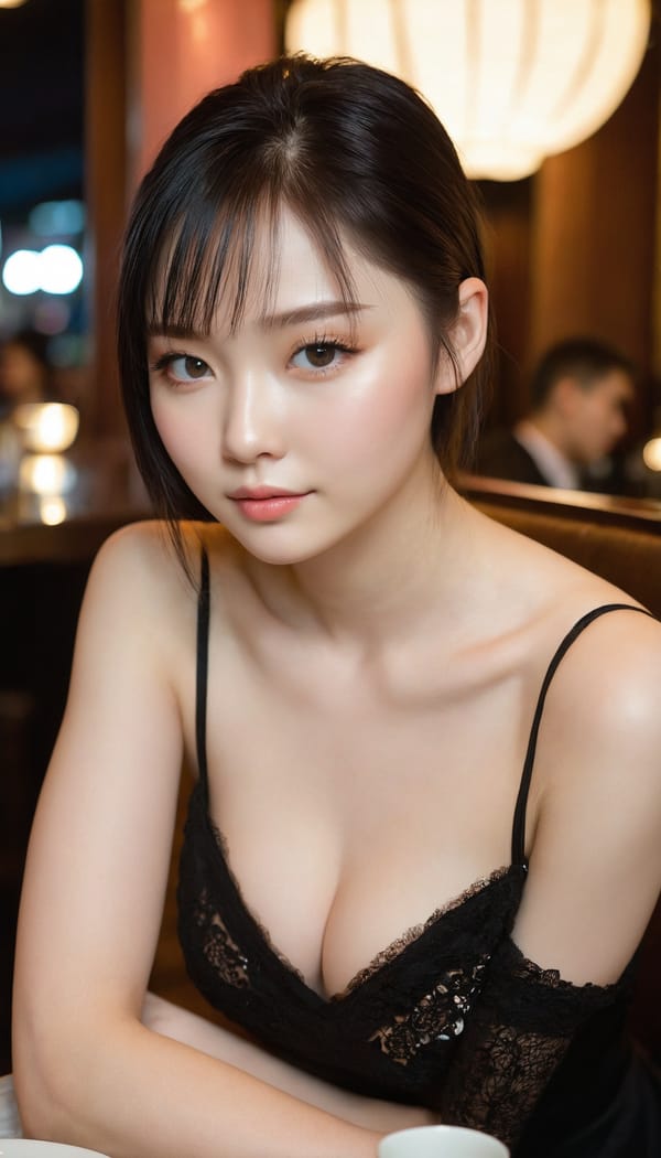 Tags: 21872187, SDXL
{"3": {"inputs": {"seed": 821729860036849, "steps": 64, "cfg": 5.57, "sampler_name": "dpmpp_2m", "scheduler": "karras", "denoise": 1.0, "model": ["27", 0], "positive": ["6", 0], "negative": ["7", 0], "latent_image": ["5", 0]}, "class_type": "KSampler"}, "4": {"inputs": {"ckpt_name": "juggernautxl.safetensors"}, "class_type": "CheckpointLoaderSimple"}, "5": {"inputs": {"width": 768, "height": 1344, "batch_size": 1}, "class_type": "EmptyLatentImage"}, "6": {"inputs": {"text": "20 year old girl, (ukrainian:1.01), (taiwanese:0.98), (pale skin:1.09), (slim:0.98), (eyelashes:1.09), (temptress:1.05), (double eyelids:1.06), (seductive facial expression:0.98), (sexy lips:1.11), (blush:1.06), (seductive pose:1.03), (cute:1.01), (beautiful eyes:1.10), (idol:0.99), (detailed face:1.11), (in a seductive pose:0.99), (large perky breasts:1.09), (cleavage:1.14), (thigh gap:1.04), (wearing a little black dress:1.04) at a fine dining restaurant, (film:1.08), (candid cinema:1.04), (detailed skin:1.01), (skin fuzz:1.02), (natural looking skin:1.03), (portra:1.07), (soft lighting:1.03), (RAW:1.04), (textured skin:1.03)", "clip": ["27", 1]}, "class_type": "CLIPTextEncode"}, "7": {"inputs": {"text": "(open mouth:1.14), (worst quality:1.14), (watermark:1.09), (twisted:1.05), (distorted:1.07), (bad hands:1.14), (low resolution:1.07)", "clip": ["27", 1]}, "class_type": "CLIPTextEncode"}, "8": {"inputs": {"samples": ["3", 0], "vae": ["4", 2]}, "class_type": "VAEDecode"}, "25": {"inputs": {"lora_name": "nudify_xl.safetensors", "strength_model": 0.08, "strength_clip": 0.13, "model": ["4", 0], "clip": ["4", 1]}, "class_type": "LoraLoader"}, "26": {"inputs": {"lora_name": "shirtlift_SDXL_v2.safetensors", "strength_model": 0.02, "strength_clip": 0.05, "model": ["25", 0], "clip": ["25", 1]}, "class_type": "LoraLoader"}, "27": {"inputs": {"lora_name": "PerfectEyesXL.safetensors", "strength_model": 0.08, "strength_clip": 0.06, "model": ["26", 0], "clip": ["26", 1]}, "class_type": "LoraLoader"}, "30": {"inputs": {"model_name": "4x_NMKD-Superscale-SP_178000_G.pth"}, "class_type": "UpscaleModelLoader"}, "31": {"inputs": {"upscale_model": ["30", 0], "image": ["8", 0]}, "class_type": "ImageUpscaleWithModel"}, "32": {"inputs": {"upscale_method": "lanczos", "scale_by": 0.5, "image": ["31", 0]}, "class_type": "ImageScaleBy"}, "33": {"inputs": {"pixels": ["32", 0], "vae": ["4", 2]}, "class_type": "VAEEncode"}, "34": {"inputs": {"seed": 821729860036849, "steps": 64, "cfg": 5.57, "sampler_name": "dpmpp_2m", "scheduler": "karras", "denoise": 0.3, "model": ["27", 0], "positive": ["6", 0], "negative": ["7", 0], "latent_image": ["33", 0]}, "class_type": "KSampler"}, "36": {"inputs": {"samples": ["34", 0], "vae": ["4", 2]}, "class_type": "VAEDecode"}, "39": {"inputs": {"filename_prefix": "comfyapi-1716148857612", "images": ["36", 0]}, "class_type": "SaveImage"}}