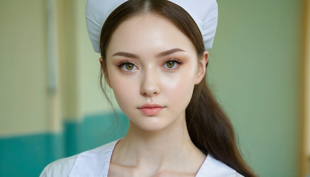 Tags: 21872187, SDXL
{"3": {"inputs": {"seed": 353961592142051, "steps": 32, "cfg": 6.33, "sampler_name": "dpmpp_2m", "scheduler": "karras", "denoise": 1.0, "model": ["27", 0], "positive": ["6", 0], "negative": ["7", 0], "latent_image": ["5", 0]}, "class_type": "KSampler"}, "4": {"inputs": {"ckpt_name": "juggernautxl.safetensors"}, "class_type": "CheckpointLoaderSimple"}, "5": {"inputs": {"width": 1344, "height": 768, "batch_size": 1}, "class_type": "EmptyLatentImage"}, "6": {"inputs": {"text": "25 year old girl, (ukrainian:1.03), (russian:1.08), (double eyelids:0.95), (slim:1.10), (detailed face:1.04), (idol:1.07), (cute:1.06), (eyelashes:1.05), (beautiful eyes:1.06), (seductive pose:1.04), (blush:0.97), (sexy lips:0.97), (pale skin:1.05), (temptress:0.97), (in a seductive pose:1.12), (large perky breasts:1.09), (cleavage:1.06), (thigh gap:1.00), (nurse in uniform:1.14) working in a hospital ward, (candid cinema:1.02), (skin fuzz:1.03), (portra:1.03), (detailed skin:1.03), (soft lighting:1.00), (RAW:1.03), (film:1.03), (textured skin:1.00), (natural looking skin:1.03)", "clip": ["27", 1]}, "class_type": "CLIPTextEncode"}, "7": {"inputs": {"text": "(open mouth:1.08), (twisted:1.12), (distorted:1.12), (low resolution:1.09), (bad hands:1.12), (worst quality:1.05), (watermark:1.09)", "clip": ["27", 1]}, "class_type": "CLIPTextEncode"}, "8": {"inputs": {"samples": ["3", 0], "vae": ["4", 2]}, "class_type": "VAEDecode"}, "25": {"inputs": {"lora_name": "nudify_xl.safetensors", "strength_model": 0.33, "strength_clip": 0.04, "model": ["4", 0], "clip": ["4", 1]}, "class_type": "LoraLoader"}, "26": {"inputs": {"lora_name": "shirtlift_SDXL_v2.safetensors", "strength_model": 0.19, "strength_clip": 0.12, "model": ["25", 0], "clip": ["25", 1]}, "class_type": "LoraLoader"}, "27": {"inputs": {"lora_name": "PerfectEyesXL.safetensors", "strength_model": 0.12, "strength_clip": 0.0, "model": ["26", 0], "clip": ["26", 1]}, "class_type": "LoraLoader"}, "30": {"inputs": {"model_name": "4x_NMKD-Superscale-SP_178000_G.pth"}, "class_type": "UpscaleModelLoader"}, "31": {"inputs": {"upscale_model": ["30", 0], "image": ["8", 0]}, "class_type": "ImageUpscaleWithModel"}, "32": {"inputs": {"upscale_method": "lanczos", "scale_by": 0.5, "image": ["31", 0]}, "class_type": "ImageScaleBy"}, "33": {"inputs": {"pixels": ["32", 0], "vae": ["4", 2]}, "class_type": "VAEEncode"}, "34": {"inputs": {"seed": 353961592142051, "steps": 32, "cfg": 6.33, "sampler_name": "dpmpp_2m", "scheduler": "karras", "denoise": 0.3, "model": ["27", 0], "positive": ["6", 0], "negative": ["7", 0], "latent_image": ["33", 0]}, "class_type": "KSampler"}, "36": {"inputs": {"samples": ["34", 0], "vae": ["4", 2]}, "class_type": "VAEDecode"}, "39": {"inputs": {"filename_prefix": "comfyapi-1726716044639", "images": ["36", 0]}, "class_type": "SaveImage"}}