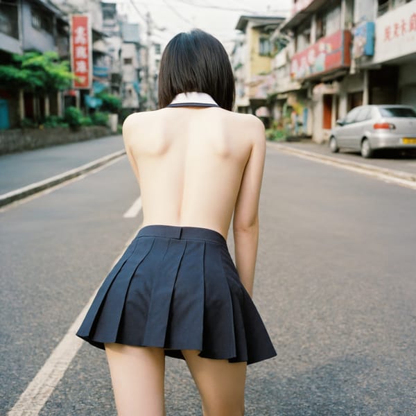 Tags: 21872187, SDXL
{"3": {"inputs": {"seed": 337462974763320, "steps": 64, "cfg": 6.65, "sampler_name": "dpmpp_2m", "scheduler": "karras", "denoise": 1.0, "model": ["27", 0], "positive": ["6", 0], "negative": ["7", 0], "latent_image": ["5", 0]}, "class_type": "KSampler"}, "4": {"inputs": {"ckpt_name": "helloworldxl.safetensors"}, "class_type": "CheckpointLoaderSimple"}, "5": {"inputs": {"width": 1024, "height": 1024, "batch_size": 1}, "class_type": "EmptyLatentImage"}, "6": {"inputs": {"text": "26 year old girl, (taiwanese:0.98), (idol:1.02), (double eyelids:0.96), (beautiful eyes:1.08), (blush:1.08), (slim:1.14), (eyelashes:1.10), (seductive pose:1.07), (detailed face:1.04), (temptress:1.09), (seductive facial expression:1.02), (pale skin:1.13), (sexy lips:1.01), (on all fours:1.06), (spreading ass cheeks:0.99), (from behind:0.97), (backboob:0.95), (school uniform:1.01), choker, busy street, (soft lighting:1.00), (candid cinema:1.01), (natural looking skin:1.00), (textured skin:1.06), (film:1.00), (skin fuzz:1.01), (detailed skin:1.05), (RAW:1.06), (portra:1.01)", "clip": ["27", 1]}, "class_type": "CLIPTextEncode"}, "7": {"inputs": {"text": "(watermark:1.06), (worst quality:1.08), (open mouth:1.06), (bad hands:1.14), (low resolution:1.08), (distorted:1.05), (twisted:1.05)", "clip": ["27", 1]}, "class_type": "CLIPTextEncode"}, "8": {"inputs": {"samples": ["3", 0], "vae": ["4", 2]}, "class_type": "VAEDecode"}, "25": {"inputs": {"lora_name": "nudify_xl.safetensors", "strength_model": 0.37, "strength_clip": 0.05, "model": ["4", 0], "clip": ["4", 1]}, "class_type": "LoraLoader"}, "26": {"inputs": {"lora_name": "shirtlift_SDXL_v2.safetensors", "strength_model": 0.09, "strength_clip": 0.14, "model": ["25", 0], "clip": ["25", 1]}, "class_type": "LoraLoader"}, "27": {"inputs": {"lora_name": "PerfectEyesXL.safetensors", "strength_model": 0.07, "strength_clip": 0.04, "model": ["26", 0], "clip": ["26", 1]}, "class_type": "LoraLoader"}, "30": {"inputs": {"model_name": "4x_NMKD-Superscale-SP_178000_G.pth"}, "class_type": "UpscaleModelLoader"}, "31": {"inputs": {"upscale_model": ["30", 0], "image": ["8", 0]}, "class_type": "ImageUpscaleWithModel"}, "32": {"inputs": {"upscale_method": "lanczos", "scale_by": 0.5, "image": ["31", 0]}, "class_type": "ImageScaleBy"}, "33": {"inputs": {"pixels": ["32", 0], "vae": ["4", 2]}, "class_type": "VAEEncode"}, "34": {"inputs": {"seed": 337462974763320, "steps": 64, "cfg": 6.65, "sampler_name": "dpmpp_2m", "scheduler": "karras", "denoise": 0.3, "model": ["27", 0], "positive": ["6", 0], "negative": ["7", 0], "latent_image": ["33", 0]}, "class_type": "KSampler"}, "36": {"inputs": {"samples": ["34", 0], "vae": ["4", 2]}, "class_type": "VAEDecode"}, "39": {"inputs": {"filename_prefix": "comfyapi-1732690465525", "images": ["36", 0]}, "class_type": "SaveImage"}}