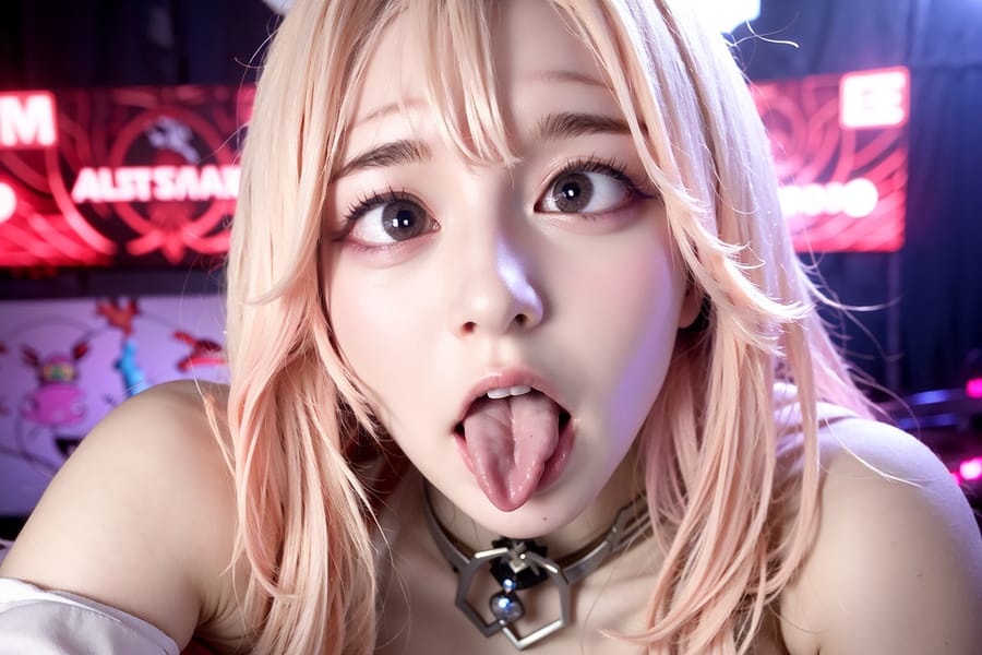 Tags: 21872187
<lora:JapaneseDollLikeness_v15:0.59>, <lora:YaeMiko_Test:0.72>, (ukrainian:0.98), (clubbing:1.15), party, club, <lora:ahegao-x-v4:0.69>, ahegao face, pleasure, extremely detailed eyes, extremely detailed face, (photorealistic:0.96), sexy lips, seductive smile, double eyelids, pale skin, best quality, hyper realistic, (long slim legs:0.98), blush, solo
Negative prompt: sketches, paintings, black and white, disfigured, (low quality:2.20)
Steps: 64, Sampler: DPM++ 2M Karras, CFG scale: 7.37, Seed: 3095893149, Size: 768x512, Model hash: fc2511737a, Model: chilloutmix_NiPrunedFp32Fix, Seed resize from: -1x-1, Denoising strength: 0.4, Version: v1.2.1, Hires upscale: 2.0, Hires steps: 16, Hires upscaler: ESRGAN_4x
