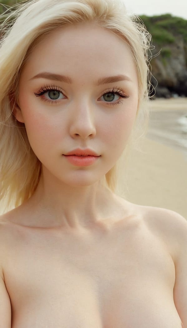 Tags: 21872187, SDXL
{"3": {"inputs": {"seed": 187969821890437, "steps": 32, "cfg": 5.76, "sampler_name": "dpmpp_2m", "scheduler": "karras", "denoise": 1.0, "model": ["27", 0], "positive": ["6", 0], "negative": ["7", 0], "latent_image": ["5", 0]}, "class_type": "KSampler"}, "4": {"inputs": {"ckpt_name": "juggernautxl.safetensors"}, "class_type": "CheckpointLoaderSimple"}, "5": {"inputs": {"width": 768, "height": 1344, "batch_size": 1}, "class_type": "EmptyLatentImage"}, "6": {"inputs": {"text": "28 year old girl, (eyelashes:1.01), (blush:1.06), (seductive facial expression:0.96), (double eyelids:1.00), (sexy lips:1.02), (temptress:1.03), (pale skin:1.09), (cute:1.11), (beautiful eyes:1.10), (detailed face:1.13), (slim:1.09), (seductive pose:1.09), (idol:0.96), (in a seductive pose:1.11), (large perky breasts:0.95), (cleavage:1.08), (thigh gap:0.97), strolling (nude:1.05) at a beach, (natural looking skin:1.04), (candid cinema:1.03), (RAW:1.01), (portra:1.00), (textured skin:1.02), (detailed skin:1.02), (soft lighting:1.02), (film:1.05), (skin fuzz:1.08)", "clip": ["27", 1]}, "class_type": "CLIPTextEncode"}, "7": {"inputs": {"text": "(open mouth:1.09), (twisted:1.12), (worst quality:1.12), (watermark:1.11), (distorted:1.05), (low resolution:1.14), (bad hands:1.09)", "clip": ["27", 1]}, "class_type": "CLIPTextEncode"}, "8": {"inputs": {"samples": ["3", 0], "vae": ["4", 2]}, "class_type": "VAEDecode"}, "25": {"inputs": {"lora_name": "nudify_xl.safetensors", "strength_model": 0.38, "strength_clip": 0.18, "model": ["4", 0], "clip": ["4", 1]}, "class_type": "LoraLoader"}, "26": {"inputs": {"lora_name": "shirtlift_SDXL_v2.safetensors", "strength_model": 0.03, "strength_clip": 0.05, "model": ["25", 0], "clip": ["25", 1]}, "class_type": "LoraLoader"}, "27": {"inputs": {"lora_name": "PerfectEyesXL.safetensors", "strength_model": 0.11, "strength_clip": 0.02, "model": ["26", 0], "clip": ["26", 1]}, "class_type": "LoraLoader"}, "30": {"inputs": {"model_name": "4x_NMKD-Superscale-SP_178000_G.pth"}, "class_type": "UpscaleModelLoader"}, "31": {"inputs": {"upscale_model": ["30", 0], "image": ["8", 0]}, "class_type": "ImageUpscaleWithModel"}, "32": {"inputs": {"upscale_method": "lanczos", "scale_by": 0.5, "image": ["31", 0]}, "class_type": "ImageScaleBy"}, "33": {"inputs": {"pixels": ["32", 0], "vae": ["4", 2]}, "class_type": "VAEEncode"}, "34": {"inputs": {"seed": 187969821890437, "steps": 32, "cfg": 5.76, "sampler_name": "dpmpp_2m", "scheduler": "karras", "denoise": 0.3, "model": ["27", 0], "positive": ["6", 0], "negative": ["7", 0], "latent_image": ["33", 0]}, "class_type": "KSampler"}, "36": {"inputs": {"samples": ["34", 0], "vae": ["4", 2]}, "class_type": "VAEDecode"}, "39": {"inputs": {"filename_prefix": "comfyapi-1713881645443", "images": ["36", 0]}, "class_type": "SaveImage"}}