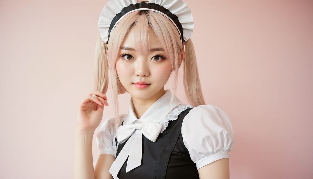 Tags: 21872187, SDXL
{"3": {"inputs": {"seed": 142161877114361, "steps": 64, "cfg": 6.97, "sampler_name": "dpmpp_2m", "scheduler": "karras", "denoise": 1.0, "model": ["27", 0], "positive": ["6", 0], "negative": ["7", 0], "latent_image": ["5", 0]}, "class_type": "KSampler"}, "4": {"inputs": {"ckpt_name": "juggernautxl.safetensors"}, "class_type": "CheckpointLoaderSimple"}, "5": {"inputs": {"width": 1344, "height": 768, "batch_size": 1}, "class_type": "EmptyLatentImage"}, "6": {"inputs": {"text": "23 year old girl, (japanese:1.04), (detailed face:1.02), (double eyelids:1.05), (seductive pose:1.14), (slim:1.12), (seductive facial expression:1.06), (temptress:1.14), (sexy lips:1.04), (blush:1.02), (eyelashes:0.98), (pale skin:1.11), (cute:1.12), (perky ass:1.08), (exposed ass:0.96), (looking back:1.05), (sexy ass:1.00), (thigh gap:0.95), in a (skimpy maid costume:1.13) working at a maid cafe, choker, bowtie, headband, pleated skirt, (portra:1.08), (detailed skin:1.01), (RAW:1.07), (film:1.04), (skin fuzz:1.08), (candid cinema:1.05), (natural looking skin:1.05), (soft lighting:1.00), (textured skin:1.07)", "clip": ["27", 1]}, "class_type": "CLIPTextEncode"}, "7": {"inputs": {"text": "(twisted:1.11), (watermark:1.08), (bad hands:1.08), (distorted:1.10), (low resolution:1.06), (open mouth:1.06), (worst quality:1.12)", "clip": ["27", 1]}, "class_type": "CLIPTextEncode"}, "8": {"inputs": {"samples": ["3", 0], "vae": ["4", 2]}, "class_type": "VAEDecode"}, "25": {"inputs": {"lora_name": "nudify_xl.safetensors", "strength_model": 0.39, "strength_clip": 0.0, "model": ["4", 0], "clip": ["4", 1]}, "class_type": "LoraLoader"}, "26": {"inputs": {"lora_name": "shirtlift_SDXL_v2.safetensors", "strength_model": 0.12, "strength_clip": 0.05, "model": ["25", 0], "clip": ["25", 1]}, "class_type": "LoraLoader"}, "27": {"inputs": {"lora_name": "PerfectEyesXL.safetensors", "strength_model": 0.0, "strength_clip": 0.01, "model": ["26", 0], "clip": ["26", 1]}, "class_type": "LoraLoader"}, "30": {"inputs": {"model_name": "4x_NMKD-Superscale-SP_178000_G.pth"}, "class_type": "UpscaleModelLoader"}, "31": {"inputs": {"upscale_model": ["30", 0], "image": ["8", 0]}, "class_type": "ImageUpscaleWithModel"}, "32": {"inputs": {"upscale_method": "lanczos", "scale_by": 0.5, "image": ["31", 0]}, "class_type": "ImageScaleBy"}, "33": {"inputs": {"pixels": ["32", 0], "vae": ["4", 2]}, "class_type": "VAEEncode"}, "34": {"inputs": {"seed": 142161877114361, "steps": 64, "cfg": 6.97, "sampler_name": "dpmpp_2m", "scheduler": "karras", "denoise": 0.3, "model": ["27", 0], "positive": ["6", 0], "negative": ["7", 0], "latent_image": ["33", 0]}, "class_type": "KSampler"}, "36": {"inputs": {"samples": ["34", 0], "vae": ["4", 2]}, "class_type": "VAEDecode"}, "39": {"inputs": {"filename_prefix": "comfyapi-1725268550973", "images": ["36", 0]}, "class_type": "SaveImage"}}