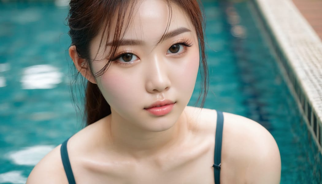 Tags: 21872187, SDXL
{"3": {"inputs": {"seed": 812116067473847, "steps": 64, "cfg": 7.05, "sampler_name": "dpmpp_2m", "scheduler": "karras", "denoise": 1.0, "model": ["27", 0], "positive": ["6", 0], "negative": ["7", 0], "latent_image": ["5", 0]}, "class_type": "KSampler"}, "4": {"inputs": {"ckpt_name": "juggernautxl.safetensors"}, "class_type": "CheckpointLoaderSimple"}, "5": {"inputs": {"width": 1344, "height": 768, "batch_size": 1}, "class_type": "EmptyLatentImage"}, "6": {"inputs": {"text": "20 year old girl, (korean:1.06), (taiwanese:1.12), (eyelashes:1.05), (pale skin:1.04), (idol:1.06), (sexy lips:1.01), (slim:1.02), (detailed face:1.08), (cute:0.96), (temptress:1.06), (beautiful eyes:1.12), (double eyelids:0.97), (blush:1.05), (seductive pose:1.10), (seductive facial expression:0.96), (in a seductive pose:0.99), (large perky breasts:0.99), (cleavage:1.13), (thigh gap:1.01), (in a swimsuit:1.04) at a pool, (detailed skin:1.07), (candid cinema:1.09), (textured skin:1.09), (RAW:1.04), (portra:1.07), (skin fuzz:1.06), (film:1.05), (natural looking skin:1.00), (soft lighting:1.06)", "clip": ["27", 1]}, "class_type": "CLIPTextEncode"}, "7": {"inputs": {"text": "(open mouth:1.07), (distorted:1.14), (worst quality:1.12), (bad hands:1.09), (low resolution:1.08), (watermark:1.06), (twisted:1.06)", "clip": ["27", 1]}, "class_type": "CLIPTextEncode"}, "8": {"inputs": {"samples": ["3", 0], "vae": ["4", 2]}, "class_type": "VAEDecode"}, "25": {"inputs": {"lora_name": "nudify_xl.safetensors", "strength_model": 0.08, "strength_clip": 0.03, "model": ["4", 0], "clip": ["4", 1]}, "class_type": "LoraLoader"}, "26": {"inputs": {"lora_name": "shirtlift_SDXL_v2.safetensors", "strength_model": 0.0, "strength_clip": 0.02, "model": ["25", 0], "clip": ["25", 1]}, "class_type": "LoraLoader"}, "27": {"inputs": {"lora_name": "PerfectEyesXL.safetensors", "strength_model": 0.17, "strength_clip": 0.0, "model": ["26", 0], "clip": ["26", 1]}, "class_type": "LoraLoader"}, "30": {"inputs": {"model_name": "4x_NMKD-Superscale-SP_178000_G.pth"}, "class_type": "UpscaleModelLoader"}, "31": {"inputs": {"upscale_model": ["30", 0], "image": ["8", 0]}, "class_type": "ImageUpscaleWithModel"}, "32": {"inputs": {"upscale_method": "lanczos", "scale_by": 0.5, "image": ["31", 0]}, "class_type": "ImageScaleBy"}, "33": {"inputs": {"pixels": ["32", 0], "vae": ["4", 2]}, "class_type": "VAEEncode"}, "34": {"inputs": {"seed": 812116067473847, "steps": 64, "cfg": 7.05, "sampler_name": "dpmpp_2m", "scheduler": "karras", "denoise": 0.3, "model": ["27", 0], "positive": ["6", 0], "negative": ["7", 0], "latent_image": ["33", 0]}, "class_type": "KSampler"}, "36": {"inputs": {"samples": ["34", 0], "vae": ["4", 2]}, "class_type": "VAEDecode"}, "39": {"inputs": {"filename_prefix": "comfyapi-1728181148456", "images": ["36", 0]}, "class_type": "SaveImage"}}