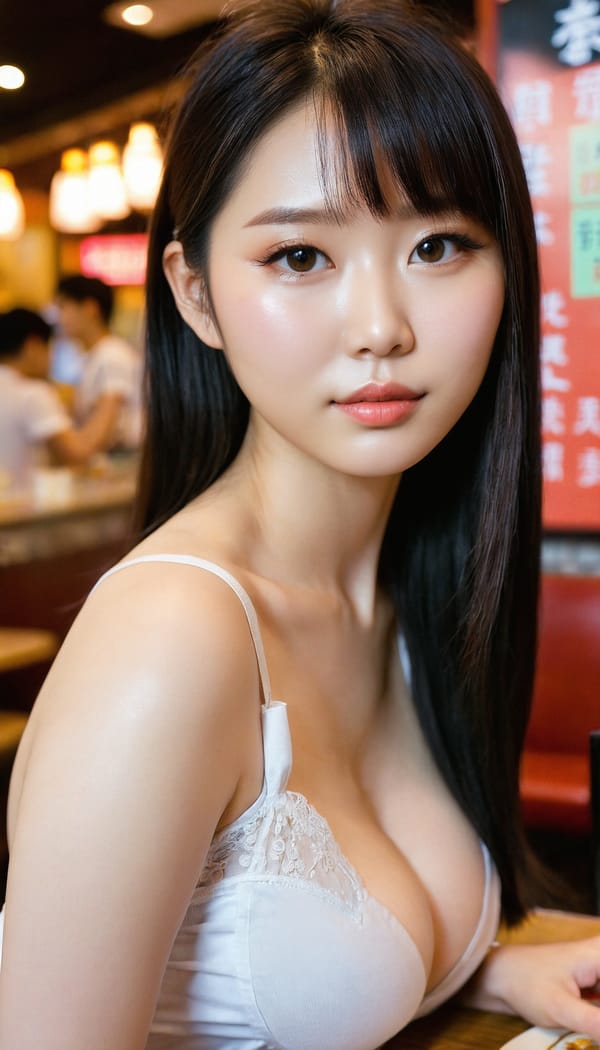 Tags: 21872187, SDXL
{"3": {"inputs": {"seed": 524362442090297, "steps": 32, "cfg": 7.51, "sampler_name": "dpmpp_2m", "scheduler": "karras", "denoise": 1.0, "model": ["27", 0], "positive": ["6", 0], "negative": ["7", 0], "latent_image": ["5", 0]}, "class_type": "KSampler"}, "4": {"inputs": {"ckpt_name": "juggernautxl.safetensors"}, "class_type": "CheckpointLoaderSimple"}, "5": {"inputs": {"width": 768, "height": 1344, "batch_size": 1}, "class_type": "EmptyLatentImage"}, "6": {"inputs": {"text": "22 year old girl, (taiwanese:1.13), (double eyelids:0.95), (detailed face:0.99), (temptress:0.99), (seductive pose:1.09), (sexy lips:1.11), (cute:1.07), (idol:0.95), (eyelashes:1.06), (pale skin:1.12), (beautiful eyes:1.00), (slim:0.99), (blush:1.01), (seductive facial expression:1.08), (in a seductive pose:1.08), (large perky breasts:0.98), (cleavage:1.06), (thigh gap:0.95), (a waitress in uniform:1.12) working at a restaurant, (soft lighting:1.09), (textured skin:1.07), (skin fuzz:1.09), (film:1.07), (candid cinema:1.05), (portra:1.07), (natural looking skin:1.09), (RAW:1.07), (detailed skin:1.09)", "clip": ["27", 1]}, "class_type": "CLIPTextEncode"}, "7": {"inputs": {"text": "(low resolution:1.07), (open mouth:1.13), (distorted:1.07), (bad hands:1.05), (worst quality:1.05), (twisted:1.09), (watermark:1.10)", "clip": ["27", 1]}, "class_type": "CLIPTextEncode"}, "8": {"inputs": {"samples": ["3", 0], "vae": ["4", 2]}, "class_type": "VAEDecode"}, "25": {"inputs": {"lora_name": "nudify_xl.safetensors", "strength_model": 0.31, "strength_clip": 0.01, "model": ["4", 0], "clip": ["4", 1]}, "class_type": "LoraLoader"}, "26": {"inputs": {"lora_name": "shirtlift_SDXL_v2.safetensors", "strength_model": 0.1, "strength_clip": 0.08, "model": ["25", 0], "clip": ["25", 1]}, "class_type": "LoraLoader"}, "27": {"inputs": {"lora_name": "PerfectEyesXL.safetensors", "strength_model": 0.08, "strength_clip": 0.1, "model": ["26", 0], "clip": ["26", 1]}, "class_type": "LoraLoader"}, "30": {"inputs": {"model_name": "4x_NMKD-Superscale-SP_178000_G.pth"}, "class_type": "UpscaleModelLoader"}, "31": {"inputs": {"upscale_model": ["30", 0], "image": ["8", 0]}, "class_type": "ImageUpscaleWithModel"}, "32": {"inputs": {"upscale_method": "lanczos", "scale_by": 0.5, "image": ["31", 0]}, "class_type": "ImageScaleBy"}, "33": {"inputs": {"pixels": ["32", 0], "vae": ["4", 2]}, "class_type": "VAEEncode"}, "34": {"inputs": {"seed": 524362442090297, "steps": 32, "cfg": 7.51, "sampler_name": "dpmpp_2m", "scheduler": "karras", "denoise": 0.3, "model": ["27", 0], "positive": ["6", 0], "negative": ["7", 0], "latent_image": ["33", 0]}, "class_type": "KSampler"}, "36": {"inputs": {"samples": ["34", 0], "vae": ["4", 2]}, "class_type": "VAEDecode"}, "39": {"inputs": {"filename_prefix": "comfyapi-1733027277293", "images": ["36", 0]}, "class_type": "SaveImage"}}