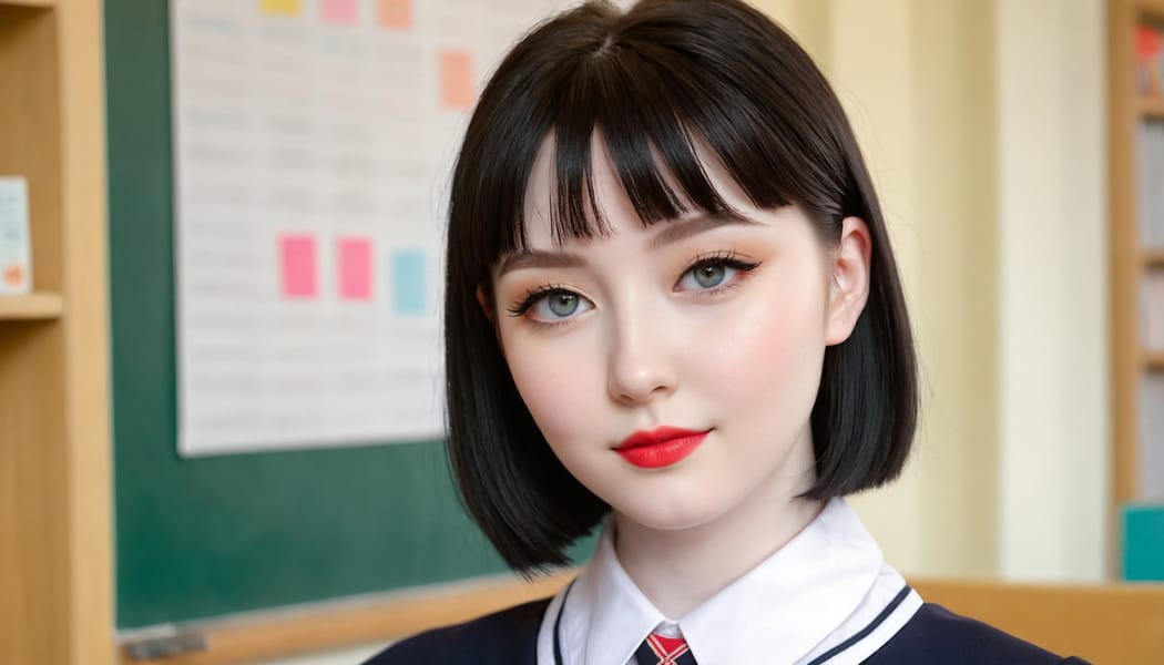 Tags: 21872187, SDXL
{"3": {"inputs": {"seed": 469711361930435, "steps": 32, "cfg": 7.6, "sampler_name": "dpmpp_2m", "scheduler": "karras", "denoise": 1.0, "model": ["27", 0], "positive": ["6", 0], "negative": ["7", 0], "latent_image": ["5", 0]}, "class_type": "KSampler"}, "4": {"inputs": {"ckpt_name": "juggernautXL_v8Rundiffusion.safetensors"}, "class_type": "CheckpointLoaderSimple"}, "5": {"inputs": {"width": 1344, "height": 768, "batch_size": 1}, "class_type": "EmptyLatentImage"}, "6": {"inputs": {"text": "27 year old girl, (pale skin:1.12), (double eyelids:1.05), (slim:1.01), (sexy lips:1.12), (beautiful eyes:1.02), (eyelashes:0.99), (idol:1.11), (detailed face:0.96), (temptress:0.99), (seductive pose:1.06), (seductive facial expression:1.09), (cute:1.10), (in a seductive pose:1.01), (large perky breasts:1.06), (cleavage:0.98), (thigh gap:1.02), (school uniform:1.10), choker, busy street, (RAW:1.01), (detailed skin:1.01), (natural looking skin:1.01), (film:1.08), (portra:1.05), (candid cinema:1.02), (soft lighting:1.01), (textured skin:1.00), (skin fuzz:1.06)", "clip": ["27", 1]}, "class_type": "CLIPTextEncode"}, "7": {"inputs": {"text": "(low resolution:1.13), (worst quality:1.06), (watermark:1.06), (twisted:1.09), (distorted:1.11), (open mouth:1.10), (bad hands:1.14)", "clip": ["27", 1]}, "class_type": "CLIPTextEncode"}, "8": {"inputs": {"samples": ["3", 0], "vae": ["4", 2]}, "class_type": "VAEDecode"}, "25": {"inputs": {"lora_name": "nudify_xl.safetensors", "strength_model": 0.24, "strength_clip": 0.28, "model": ["4", 0], "clip": ["4", 1]}, "class_type": "LoraLoader"}, "26": {"inputs": {"lora_name": "shirtlift_SDXL_v2.safetensors", "strength_model": 0.08, "strength_clip": 0.06, "model": ["25", 0], "clip": ["25", 1]}, "class_type": "LoraLoader"}, "27": {"inputs": {"lora_name": "PerfectEyesXL.safetensors", "strength_model": 0.17, "strength_clip": 0.19, "model": ["26", 0], "clip": ["26", 1]}, "class_type": "LoraLoader"}, "30": {"inputs": {"model_name": "4x_NMKD-Superscale-SP_178000_G.pth"}, "class_type": "UpscaleModelLoader"}, "31": {"inputs": {"upscale_model": ["30", 0], "image": ["8", 0]}, "class_type": "ImageUpscaleWithModel"}, "32": {"inputs": {"upscale_method": "lanczos", "scale_by": 0.5, "image": ["31", 0]}, "class_type": "ImageScaleBy"}, "33": {"inputs": {"pixels": ["32", 0], "vae": ["4", 2]}, "class_type": "VAEEncode"}, "34": {"inputs": {"seed": 469711361930435, "steps": 32, "cfg": 7.6, "sampler_name": "dpmpp_2m", "scheduler": "karras", "denoise": 0.3, "model": ["27", 0], "positive": ["6", 0], "negative": ["7", 0], "latent_image": ["33", 0]}, "class_type": "KSampler"}, "36": {"inputs": {"samples": ["34", 0], "vae": ["4", 2]}, "class_type": "VAEDecode"}, "39": {"inputs": {"filename_prefix": "comfyapi-1707678251794", "images": ["36", 0]}, "class_type": "SaveImage"}}