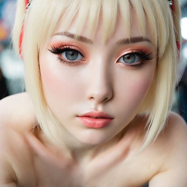 Tags: 21872187, SDXL
{"3": {"inputs": {"seed": 432499221542185, "steps": 64, "cfg": 6.69, "sampler_name": "dpmpp_2m", "scheduler": "karras", "denoise": 1.0, "model": ["27", 0], "positive": ["6", 0], "negative": ["7", 0], "latent_image": ["5", 0]}, "class_type": "KSampler"}, "4": {"inputs": {"ckpt_name": "juggernautxl.safetensors"}, "class_type": "CheckpointLoaderSimple"}, "5": {"inputs": {"width": 1024, "height": 1024, "batch_size": 1}, "class_type": "EmptyLatentImage"}, "6": {"inputs": {"text": "28 year old girl, (russian:1.14), (pale skin:0.99), (seductive pose:1.05), (eyelashes:1.00), (beautiful eyes:1.11), (double eyelids:1.06), (sexy lips:1.00), (idol:1.08), (blush:1.06), (slim:1.01), (detailed face:1.06), (seductive facial expression:0.96), (cute:0.96), (temptress:0.98), (perky ass:1.01), (exposed ass:1.06), (looking back:0.99), (sexy ass:0.96), (thigh gap:1.10), (in a cosplay:0.99) at comiket posing for camera, (film:1.06), (skin fuzz:1.07), (detailed skin:1.03), (RAW:1.07), (natural looking skin:1.09), (candid cinema:1.06), (portra:1.02), (soft lighting:1.01), (textured skin:1.00)", "clip": ["27", 1]}, "class_type": "CLIPTextEncode"}, "7": {"inputs": {"text": "(distorted:1.11), (low resolution:1.07), (bad hands:1.13), (open mouth:1.14), (twisted:1.07), (watermark:1.06), (worst quality:1.14)", "clip": ["27", 1]}, "class_type": "CLIPTextEncode"}, "8": {"inputs": {"samples": ["3", 0], "vae": ["4", 2]}, "class_type": "VAEDecode"}, "25": {"inputs": {"lora_name": "nudify_xl.safetensors", "strength_model": 0.16, "strength_clip": 0.06, "model": ["4", 0], "clip": ["4", 1]}, "class_type": "LoraLoader"}, "26": {"inputs": {"lora_name": "shirtlift_SDXL_v2.safetensors", "strength_model": 0.08, "strength_clip": 0.11, "model": ["25", 0], "clip": ["25", 1]}, "class_type": "LoraLoader"}, "27": {"inputs": {"lora_name": "PerfectEyesXL.safetensors", "strength_model": 0.12, "strength_clip": 0.16, "model": ["26", 0], "clip": ["26", 1]}, "class_type": "LoraLoader"}, "30": {"inputs": {"model_name": "4x_NMKD-Superscale-SP_178000_G.pth"}, "class_type": "UpscaleModelLoader"}, "31": {"inputs": {"upscale_model": ["30", 0], "image": ["8", 0]}, "class_type": "ImageUpscaleWithModel"}, "32": {"inputs": {"upscale_method": "lanczos", "scale_by": 0.5, "image": ["31", 0]}, "class_type": "ImageScaleBy"}, "33": {"inputs": {"pixels": ["32", 0], "vae": ["4", 2]}, "class_type": "VAEEncode"}, "34": {"inputs": {"seed": 432499221542185, "steps": 64, "cfg": 6.69, "sampler_name": "dpmpp_2m", "scheduler": "karras", "denoise": 0.3, "model": ["27", 0], "positive": ["6", 0], "negative": ["7", 0], "latent_image": ["33", 0]}, "class_type": "KSampler"}, "36": {"inputs": {"samples": ["34", 0], "vae": ["4", 2]}, "class_type": "VAEDecode"}, "39": {"inputs": {"filename_prefix": "comfyapi-1731702006378", "images": ["36", 0]}, "class_type": "SaveImage"}}